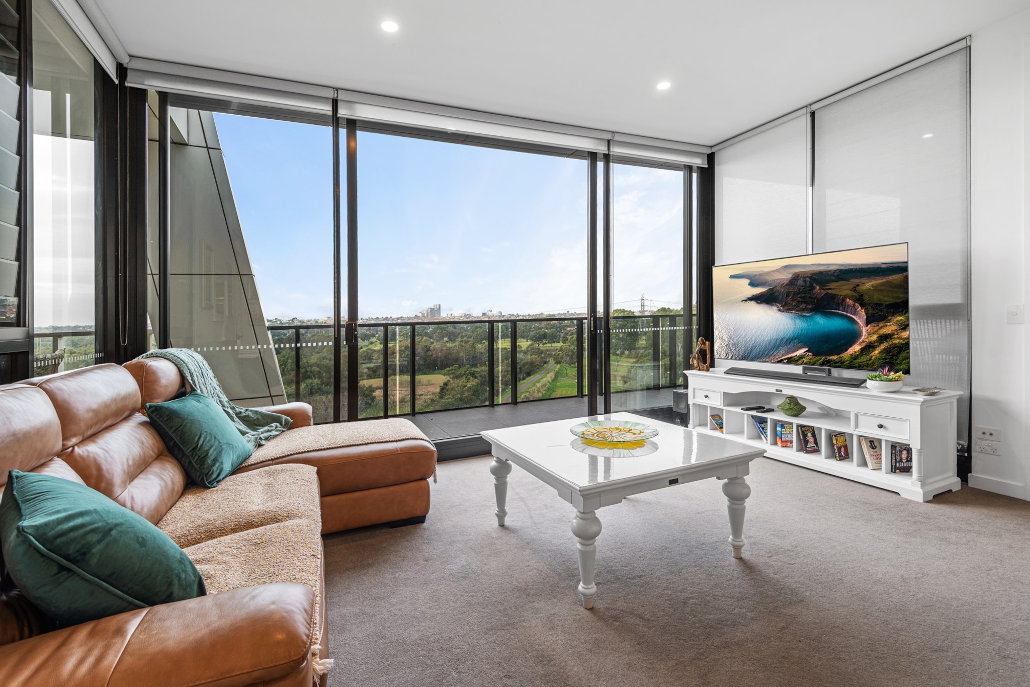 Located in the lush suburb of Maribyrnong, this modern apartment offers the perfect combination of stylish interiors and complete urban convenience. A perfect place to relax, its inviting two-bedrooms include a spacious open plan area with a stunning view of Hollow Wetlands and Riverside Golf and Sports Centre which are within walking distance. Located a short distance from restaurants, cafes, shops and public transport you’ll have everything you need to make the most of your time in Melbourne.
The space
The chic comfy home offers a modern interior, with everything you need to make the most of your time in Melbourne.
 
General
- Entire apartment with 2 bedrooms, 2 bathrooms
- Spacious and well-lit throughout
- Hampton's inspired styling and furniture
- Air conditioning and heating
- Wi-Fi provided
- Laundry facilities available - Washer & Dryer
- Secure underground parking
 
Bedrooms
- Blackout blinds
- 1 King bed in the master bedroom
- 1 Queen bed in the second bedroom
 
Bathrooms
- Two spacious bathrooms
- Travel essentials, towels and hairdryer provided
 
Kitchen
- Modern, stainless-steel appliances
- Toaster, kettle, coffee machine and microwave
- Oven and gas stovetop
- Dishwasher available
 
Living Room
- Open plan area with floor to ceiling windows
- Comfortable lounge and dining setting for six
- Smart TV available w streaming services
 
Points of Interest
- Pipemakers Park & Hollow Wetlands with lots of walking tracks within walking distance
- Riverside Golf and Sports Centre - 8 min (3.8km) drive
- Aldi + Maribyrnong restaurants and cafes are a 4 min drive, 10 min walk
- Footscray Market is a 10 min drive
- Footscray Park is a 6 min drive
- Flemington Racecourse is a 7 min drive
- Melbourne Showgrounds is an 8 min drive
 
Getting there
 
Melbourne CBD is a 15-20 min drive.
 
The property is a 25 min drive from Melbourne Airport and a 45 min drive to Avalon Airport.
Local area description
Maribyrnong is the home of the scenic Maribyrnong river where families enjoy walking, jogging, cycling, kayaking and canoeing. One direction along the river takes you to Brimbank Park through Essendon, Avondale Heights and Sunshine North. The other direction takes you into Melbourne CBD through Footscray Park and Dockland.
Macedon St is arguably the best street in Maribyrnong, with a magnificent streetscape. It's a quiet tree lined street some 300m from Highpoint Shopping Centre, Aquatic Centre and the Maribyrnong river.
House rules
You are staying in a friendly and peaceful neighbourhood and we kindly ask you to respect the community and your surrounding neighbours. The following strict House Rules apply:
 No loud noise between 10 pm and 8 am
- No parties or antisocial behaviour
- No additional people are to access the property without our prior approval
- No pets are allowed in the property without approval
- No smoking is allowed at any times
- If you break something, please let us know
- To help protect all floor coverings do not wear any shoes inside the property
- To help protect the interior, please keep the blinds down in the living room when you are not at the property
 
Please be aware that excessive noise such as amplified music, vocals or screaming or anti-social behaviour in the property or common areas can cause neighbours to complain to us, the Building Manager, Council Rangers or Police.
 
IMPORTANT: Any breach of the House Rules may lead to a $500 fine plus compensation for any cost/damage created and immediate eviction of the property.
 
Finally, when checking out, we kindly ask you for the following:
 
- Please leave all beds unmade
- Please clean up your dishes and put them away
- In case you have rearranged furniture, please put it back to the original location
- Please take out the rubbish and remember to use the right bins
- Please ensure all appliances, A/C and lights are off and doors and windows are closed
Interaction with guests
Welcome to MadeComfy! Our local team curates stays in exceptional Australian & New Zealand properties, ensuring style, comfort, and prime locations for discerning guests. We prioritise your needs to provide a memorable home-away-from-home experience. Explore our digital guidebooks for local recommendations, and don't hesitate to contact us throughout your stay. We're here to ensure your comfort – enjoy your stay with MadeComfy.
Notes
For your comfort, this property is prepared with professional-grade hotel-style linen, including a three-sheet setup, ensuring a fresh and hygienic sleep experience.
 
Other things to note:
 
- Extra Services:
- Early check-in: Our standard check-in is at 3 pm. To guarantee early access to the property we suggest booking the night before if available. Otherwise, early check-in is subject to availability from the night before at an additional cost.
- Late check-out: Our standard check-out is at 10 am. To guarantee a later check-out of the property we suggest booking an additional night if available. Otherwise, a late check-out is subject to availability from the night before to an additional cost.
- Baggage: For security reasons, we are unable to receive or to keep unattended baggage before check-in or after check-out
- We provide a small welcome amenity pack to get your stay started
- This booking is protected with coverage for lost baggage and emergency medical expenses, provided by Travel Support with claim upto 500 AUD (T&C Applies). For more details reach out to Guest Support team post booking.
Access description
You’ll have access to the entire property when you stay here, so it will feel like your own home.
Getting around
Public transport
There is ample public transport in this area. Check out the TripGo app for transport timetables.
 
 
Ride sharing
We highly recommend using ride-sharing service Uber.
 
Points of Interest
- Pipemakers Park & Hollow Wetlands with lots of walking tracks within walking distance
- Riverside Golf and Sports Centre - 8 min (3.8km) drive
- Aldi + Maribyrnong restaurants and cafes are a 4 min drive, 10 min walk
- Footscray Market is a 10 min drive
- Footscray Park is a 6 min drive
- Flemington Racecourse is a 7 min drive
- Melbourne Showgrounds is an 8 min drive
 
 
Getting there
 
Melbourne CBD is a 15-20 min drive.
The property is a 25 min drive from Melbourne Airport and a 45 min drive to Avalon Airport.