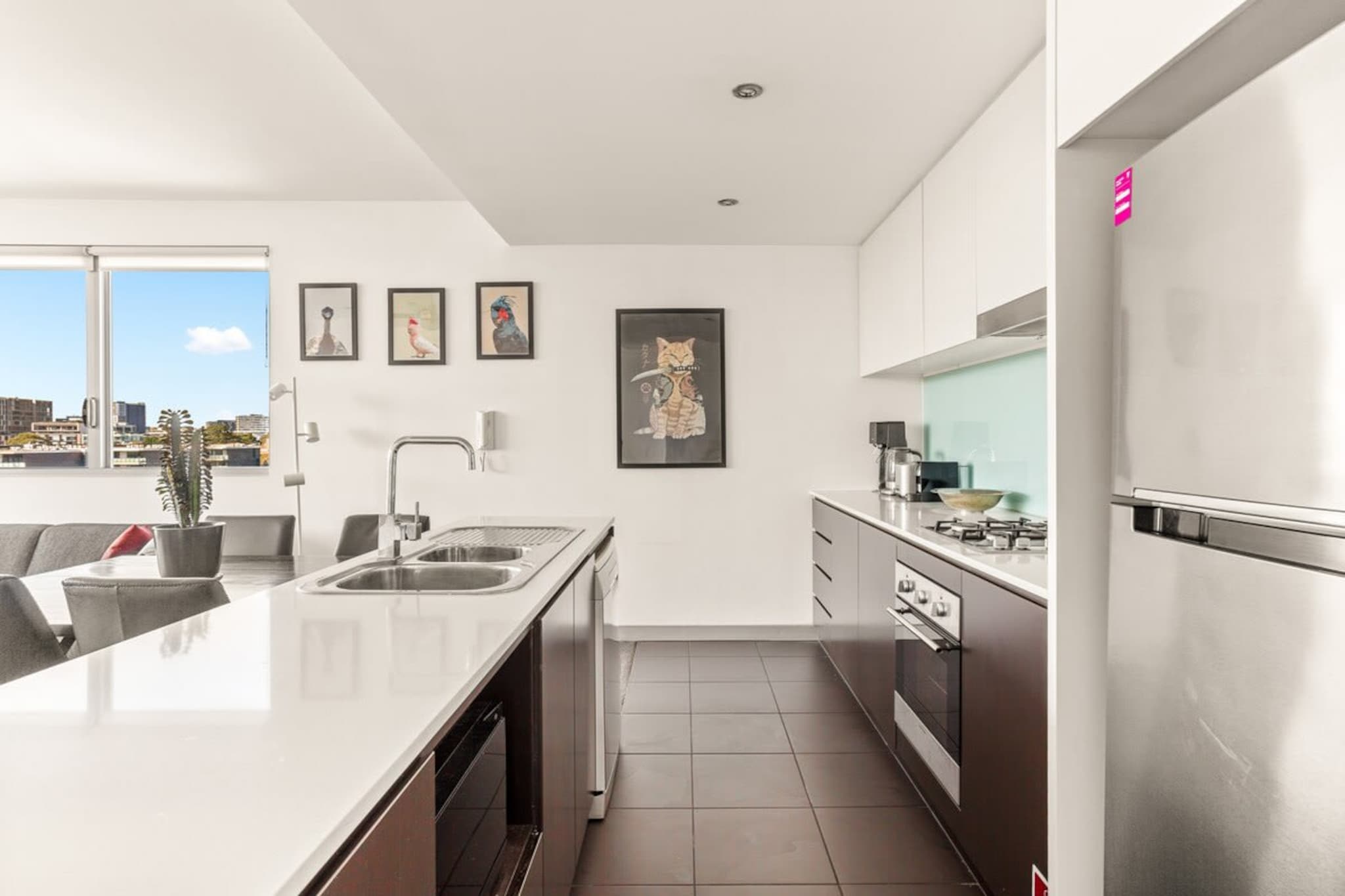 Bed Linen, Desk, Elevator, Hot Water, Internet Access DSL, Wardrobe, Living room(TV), Kitchen(stove, electric kettle, toaster, coffee machine, oven, microwave, dishwasher, fridge), bedroom(Queen Bed), bedroom(Queen Bed), bathroom(shower, washbasin, toilet), bathroom(shower, washbasin, toilet), First Aid, tumble dryer, bath tub, washing machine, balcony or terrace, heating, air conditioning, iron, hairdryer, Towels/Sheets (Incl.), shampoo, body soap, Essentials, dishes and cutlery, Dedicated workspace, Carbon monoxide detector, Conditioner, Room-darkening shades, Shower gel, Town, Wine glasses