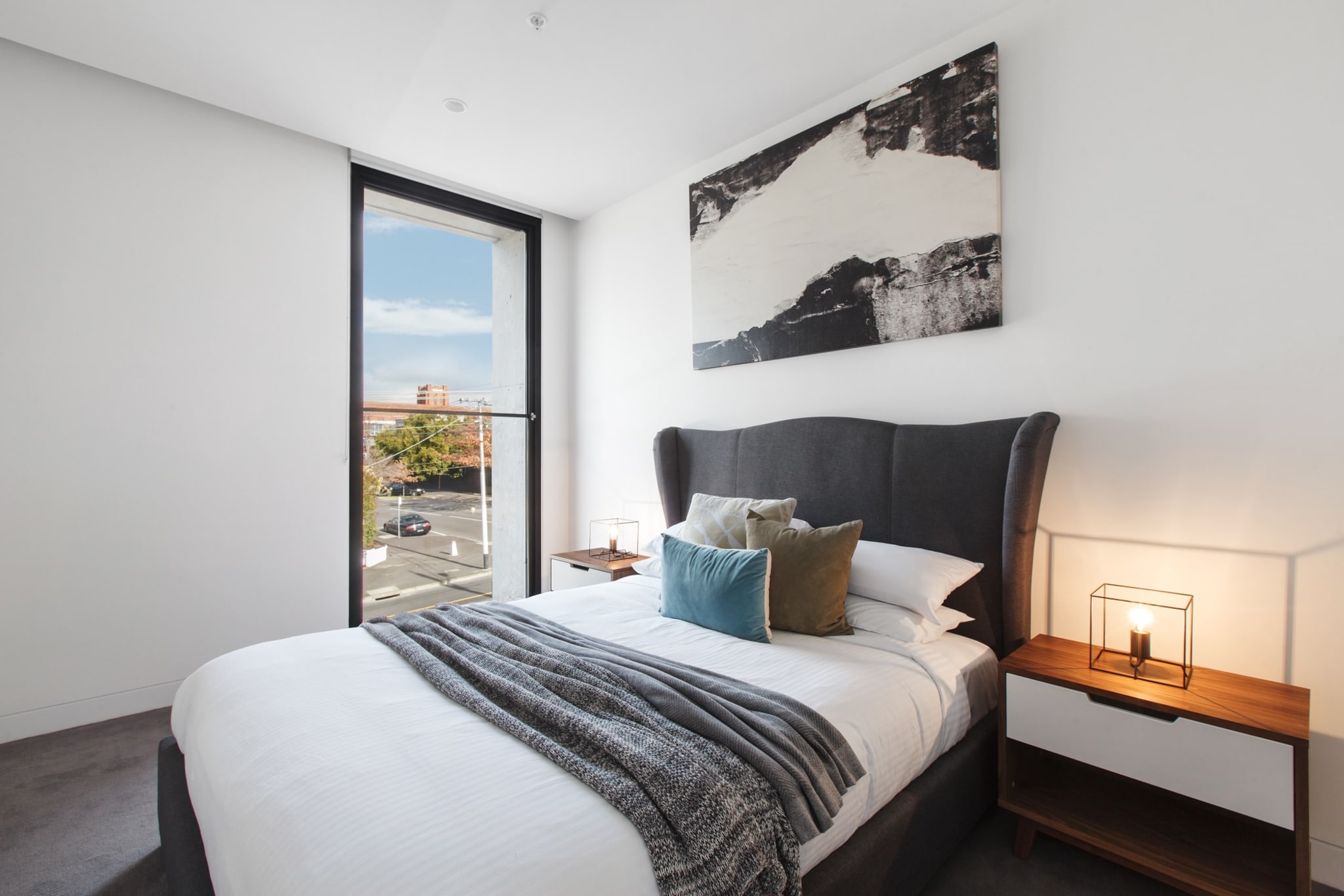 Relish in the inner city Melbourne vibe in this chic 1-bed apartment with a sleek balcony located near the local shops. Boasting incredible stylish interiors, this stunning property offers modern decor coupled with quaint views, a charming balcony with outdoor seating and an additional bed to make an idyllic getaway. Situated near bustling main streets, peaceful parks and local hubs, the property offers the perfect spot for those wanting a truly convenient stay.
The space
Contemporarily designed, this gorgeous apartment offers chic decor coupled with an abundance of natural light that brightens to create a perfectly homely vibe. Featuring an open-plan living area, a sleek kitchen, modern appliances, an elegant bathroom with bedroom access, laundry appliances, a comfy bedroom with a WIR, an additional portable single bed and a private balcony with outdoor seating. This idyllic property offers the perfect base to experience this iconic city.
 
General
- Chic 1-bedroom, 1-bathroom apartment.
- Stylish interiors with modern decor and chic furnishings.
- Wifi.
- Air conditioner and heater available throughout.
- Private courtyard area with beautiful plants available.
- Back deck with outdoor alfresco dining and a BBQ available.
- On-site parking available.
- Great location near the local shops and picturesque beaches.
- Close to public transport.
 
 
Bedroom
- Bedroom 1: 1x Queen Bed available with a WIR and bathroom access.
- Additional: 1x Single portable bed.
- Air conditioning and heating.
- Blackout blinds.
 
Living Room
- Generous couches, an armchair and a coffee table are available.
- TV with free-to-air and streaming options.
- Air conditioning and heating.
- 6-seater dining table.
- Blackout blinds.
 
Kitchen
- Fully equipped with cookware, utensils and cutlery.
- Toaster, kettle, coffee machine and microwave available.
- Oven and induction stovetop available.
- Dishwasher available.
- 2-seater countertop stool area.
 
- Bathroom & Laundry
- Sleek bathrooms.
- Laundry unit with washing machine available.
- Travel essentials, towels and hairdryer provided.
 
Points of Interest
Malvern Public Gardens - 2 minutes (150m) walk away
Malvern Cricket Ground and Library - 3 minutes (240m) walk away
Glenferrie Rd Shopping Strip - 4 minutes (350m) walk away.
Local area description
Malvern is an affluent inner-city suburb located in Melbourne's sunny southeast. Offering a vibrant selection of boutique stores, rustic cafes and delicious restaurants centred around the bustling Malvern Road and Glenferrie Roads, let yourself indulge in all the local delicacies. Home to numerous parks and gardens take a stroll through, the pristine Public Gardens, enjoy a game of footy at the local ovals or simply stretch your legs down the tree-lined streets. Situated a short distance from the thriving Camberwell, Prahran, South Yarra and City centre, engross yourself in the leafy atmosphere of Malvern.
House rules
You’ll have access to the entire property when you stay here, so it will feel like your own home.
 
House Rules
You are staying in a friendly and peaceful neighbourhood and we kindly ask you to respect the community and your surrounding neighbours. The following strict House Rules apply:
 
- No loud noise between 10 pm and 8 am
- No parties or antisocial behaviour
- No additional people are to access the property without our prior approval
- No pets are allowed in the property without approval
- No smoking is allowed at any times
- If you break something, please let us know
- To help protect all floor coverings do not wear any shoes inside the property
 
Please be aware that excessive noise such as amplified music, vocals or screaming or anti-social behaviour in the property or common areas can cause neighbours to complain to us, the Building Manager, Council Rangers or Police.
 
IMPORTANT: Any breach of the House Rules may lead to a $500 fine plus compensation for any cost/damage created and immediate eviction of the property.
 
Finally, when checking out, we kindly ask you for the following:
 
- Please leave all beds unmade
- Please clean up your dishes and put them away
- In case you have rearranged furniture, please put it back to the original location
- Please take out the rubbish and remember to use the right bins
- Please ensure all appliances, A/C and lights are off and doors and windows are closed
Interaction with guests
Welcome to MadeComfy! Our local team curates stays in exceptional Australian & New Zealand properties, ensuring style, comfort, and prime locations for discerning guests. We prioritise your needs to provide a memorable home-away-from-home experience. Explore our digital guidebooks for local recommendations, and don't hesitate to contact us throughout your stay. We're here to ensure your comfort – enjoy your stay with MadeComfy.
Notes
- For your comfort, this property is prepared with professional-grade hotel-style linen, including a three-sheet setup, ensuring a fresh and hygienic sleep experience.
- To access the available parking use the driveway and follow to Basement 2 where you’ll find parking lot 207 to be the first lot on the right.
- Air conditioning and heating are available throughout the property.
- There are no stairs inside or outside the property.
 
 
Extra Services:
- Early check-in: Our standard check-in is at 3 pm. To guarantee early access to the property we suggest booking the night before if available. Otherwise, early check-in is subject to availability from the night before at an additional cost.
- Late check-out: Our standard check-out is at 10 am. To guarantee a later check-out of the property we suggest booking an additional night if available. Otherwise, a late check-out is subject to availability from the night before to an additional cost.
- Baggage: For security reasons, we are unable to receive or to keep unattended baggage before check-in or after check-out
- We provide a small welcome amenity pack to get your stay started
- Pets are not allowed.
- This booking is protected with coverage for lost baggage and emergency medical expenses, provided by Travel Support with claim upto 500 AUD (T&C Applies). For more details reach out to Guest Support team post booking.
Access description
- To access the property, walk down the wheelchair ramp to reach the front entrance.
- The keys are located in a lockbox.
- There are no stairs inside or outside the property.
Getting around
Public transport
The property is near numerous tram stops on High St, Malvern Rd, Glenferrie Rd and Wattletree Rd operating trips to Glen Iris, Moreland, Camberwell, Melbourne Uni, St Kilda Beach, Malvern and City. Meanwhile, the nearby Tooronga train station operates routes to the City and out west while the Malvern station operates routes south and southwest.
 
Ride sharing
There are plenty of taxi and ride-sharing options readily available throughout Melbourne.
 
Points of Interest
Malvern Public Gardens - 2 minutes (150m) walk away
Malvern Cricket Ground and Library - 3 minutes (240m) walk away
Glenferrie Rd Shopping Strip - 4 minutes (350m) walk away.
 
Getting there
Property is approximately a 30-minute drive from Melbourne Airport.