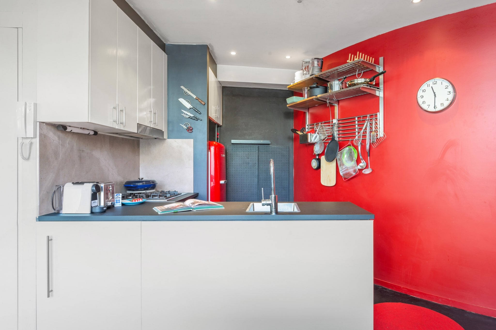 Discover Sydney’s vibrant inner city charm in this chic 1-bed apartment in the heart of the popular Newtown. Featuring a modern interior with contemporary decor and a unique charm, relish in this centrally located unit. Situated metres from the bustling Enmore Road Special Entertainment Precinct, and King St shopping strips, indulge in all the nearby cafes, stores, restaurants, bars and the energetic Enmore Theatre. For those seeking a convenient spot to explore the city, look no further.
The space
Thoughtfully designed, this converted, industrial, apartment located in the award-winning Newtown Silos building, features contemporary interiors filled with an abundance of natural light. Featuring a chic open-plan living area, modern appliances, a polished kitchen, a sleek bathroom and a spacious bedroom. Relish in this property’s charming simplicity, a perfect spot to enjoy the vibrant neighbourhood.
 
General
- Chic 1-bedroom, 1-bathroom apartment
- Wi-Fi is provided
- Close to public transport
- Modern interiors with contemporary decor and furnishings
- Great location by popular shopping and dining streets and Enmore Theatre
- Self check-in
 
Bedroom
- Bedroom 1: 1x Queen Bed
 
Living Room
- Generous couch and a coffee table
- TV with free-to-air channels
- Heater and fan available
- 2-seater dining table
 
Kitchen
- Fully equipped with cookware, utensils and cutlery
- Toaster, kettle, coffee machine and microwave
- Oven and gas stovetop
- Dishwasher
 
Bathroom & Laundry
- Modern and spacious bathroom
- Laundry unit available with a washer and dryer
- Travel essentials, towels and hairdryer provided
 
Points of Interest
- Enmore Road Special Entertainment Precinct - 1 minute (130m) walk away.
- Enmore Theatre - 3 minutes (230m) walk away.
- The Imperial Hotel - 11 minutes (850m) walk away.
Local area description
Newtown is a bustling inner city suburb of Sydney famous for its eclectic shopping strip. Featuring breezy snug residential streets of original Victorian townhouses, the suburb offers an eclectic array of chic cafes, beautiful parks, vibrant restaurants, a cinema, several bars and other nightlife venues ready to explore. A popular Sydney hub home to its own train station, you’ll never be far from the vibrant city centre or local attractions. With its incredible location in the heart of the inner city and home to a bustling community, enrich your Sydney travels in the iconic Newtown.
House rules
You are staying in a friendly and peaceful neighbourhood and we kindly ask you to respect the community and your surrounding neighbours. The following strict House Rules apply:
 
- No loud noise between 10 pm and 8 am
- No parties or antisocial behaviour
- No additional people are to access the property without our prior approval
- No smoking is allowed at any times
- If you break something, please let us know
 
- To help protect all floor coverings do not wear any shoes inside the property
 
Please note, guests are not allowed to gather in the common areas outside the apartment.
 
Please be aware that excessive noise such as amplified music, vocals or screaming or anti-social behaviour in the property or common areas can cause neighbours to complain to us, the Building Manager, Council Rangers or Police.
 
IMPORTANT: Any breach of the House Rules may lead to a $500 fine plus compensation for any cost/damage created and immediate eviction of the property.
 
Finally, when checking out, we kindly ask you for the following:
 
- Please leave all beds unmade
- Please clean up your dishes and put them away
- In case you have rearranged furniture, please put it back to the original location
- Please take out the rubbish and remember to use the right bins
- Please ensure all appliances, A/C and lights are off and doors and windows are closed.
Interaction with guests
Welcome to MadeComfy! Our local team curates stays in exceptional Australian & New Zealand properties, ensuring style, comfort, and prime locations for discerning guests. We prioritise your needs to provide a memorable home-away-from-home experience. Explore our digital guidebooks for local recommendations, and don't hesitate to contact us throughout your stay. We're here to ensure your comfort – enjoy your stay with MadeComfy.
Notes
- For your comfort, this property is prepared with professional-grade hotel-style linen, including a three-sheet setup, ensuring a fresh and hygienic sleep experience.
- There is no on-site parking available.
- No air conditioning available.
- Lava floor lamp is not working.
 
Extra Services:
- Early check-in: Our standard check-in is at 3 pm. To guarantee early access to the property we suggest booking the night before if available. Otherwise, early check-in is subject to availability from the night before at an additional cost.
- Late check-out: Our standard check-out is at 10 am. To guarantee a later check-out of the property we suggest booking an additional night if available. Otherwise, a late check-out is subject to availability from the night before to an additional cost.
- Baggage: For security reasons, we are unable to receive or to keep unattended baggage before check-in or after check-out
- We provide a small welcome amenity pack to get your stay started
- No pets allowed.
- This booking is protected with coverage for lost baggage and emergency medical expenses, provided by Travel Support with claim upto 500 AUD (T&C Applies). For more details reach out to Guest Support team post booking.
Access description
- You’ll have access to the entire property when you stay here, so it will feel like your own home.
- The keys will be left in a lockbox onsite. We will send you the access code 3 days prior to your arrival.
- There are stairs inside the property.
Getting around
Public transport
Bus stops on Carillon Ave and Princes Hwy operate trips to Martin Place, Campsie Station, Bondi Junction, Glebe Point, Dulwich Hill Shops, Coogee Beach, Canterbury Station, Tempe, Kingsgrove Depot and City (Pitt St). Additionally, the nearby Newtown train station operates trips to City Circle, Parramatta and Leppington.
 
Ride sharing
There are plenty of taxi and ride-sharing options readily available throughout Newtown.
 
Points of Interest
Enmore Road Special Entertainment Precinct - 1 minute (130m) walk away.
Enmore Theatre - 3 minutes (230m) walk away.
The Imperial Hotel - 11 minutes (850m) walk away.
 
Getting there
The property is approximately a 15-minute drive from Sydney’s CBD or a 25-minute drive from Sydney Airport.