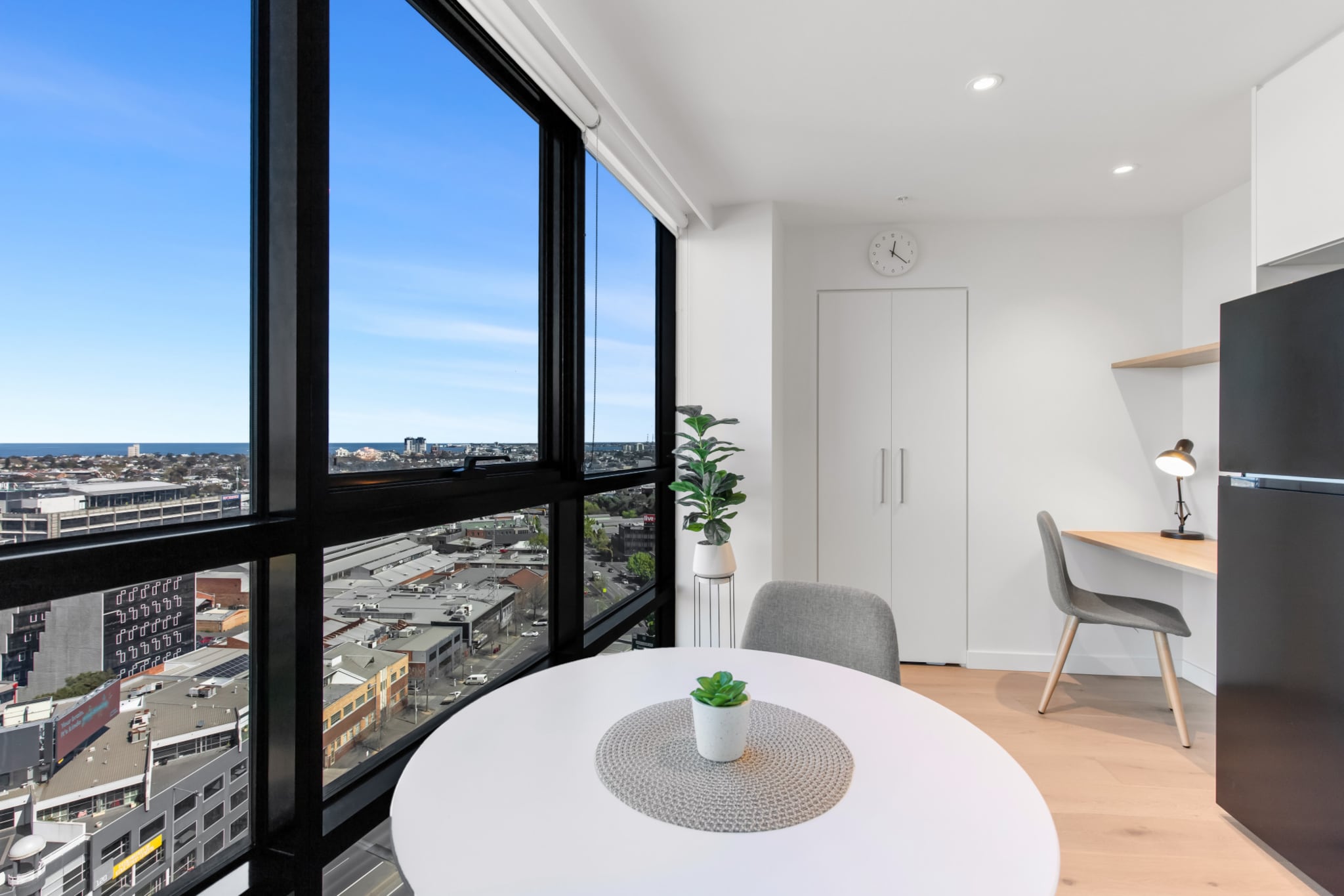 Bed Linen, Desk, Elevator, Hot Water, Internet Access DSL, Wardrobe, Kitchen(stove, electric kettle, toaster, coffee machine, oven, microwave, dishwasher, fridge), bedroom(double bed), bathroom(hairdryer, Towels/Sheets (Incl.), shampoo, body soap), First Aid, Indoor play area, TV, tumble dryer, washing machine, heating, air conditioning, swimming pool, private outdoor pool, iron, Essentials, dishes and cutlery, Dedicated workspace, Carbon monoxide detector, Conditioner, Long term stays allowed, Room-darkening shades, Shower gel, Wine glasses