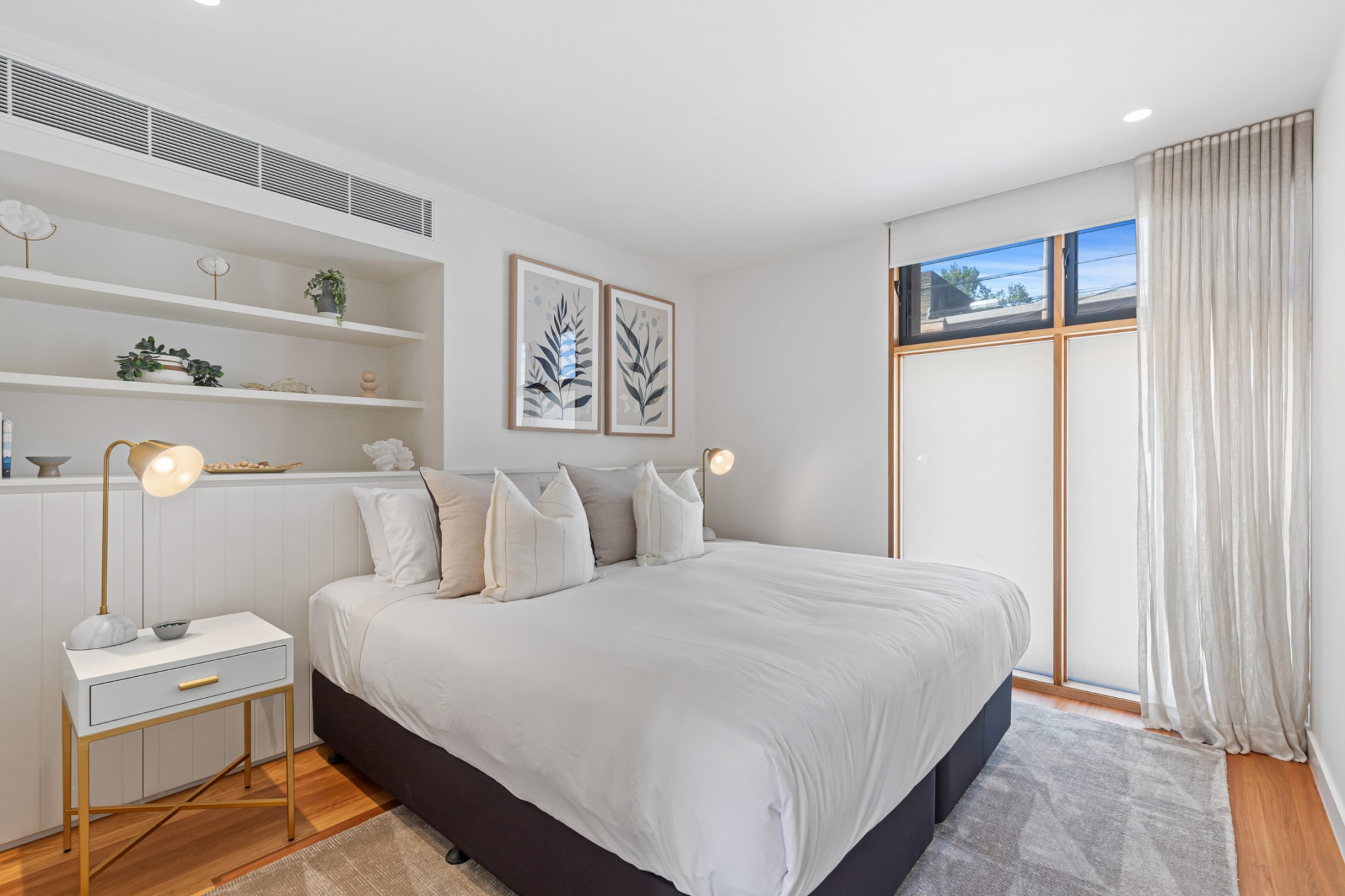 This beautifully designed 2-bed Victorian terrace house is located in the heart of vibrant Carlton. Just off Lygon Street, the property features chic interiors combined with idyllic outdoor living spaces and is surrounded by restaurants, wine bars, cafés, bakeries and boutiques.  This property invites you to indulge in Melbourne’s bustling inner-city culture and promises an unforgettable stay.
The space
Discover the charm of this beautifully designed Victorian terrace home. Enjoy the home’s open-living space which offers a contemporary, fully-equipped kitchen and stylish living area that seamlessly extends to a private courtyard with seating. Upstairs the expansive master bedroom has a large walk-in robe, skylit ensuite and private rooftop terrace, whilst downstairs is a robed bedroom and gleaming bathroom. Benefit from an unrivalled lifestyle location close to the Carlton Gardens, the University of Melbourne, the Royal Exhibition Building and much more.
 
Living room
- Couch sits 4 people
- TV with free channels, Netflix, Prime Video and Disney Plus
 
Kitchen & Dining Area
- Fully equipped with cookware, utensils and cutlery
- Oven and gas stovetop
- Dining area sits 4 people
 
Bathroom & Laundry
- Laundry room available with washer and dryer combo
- Travel essentials, towels and hairdryer provided
 
Amenity Notes
- Alfresco patio and courtyard with seating
- Ducted air conditioning and heating
- Paid parking, Cardigan House car park, available 100 m from the property
- Wi-Fi available
Local area description
Carlton is a vibrant suburb located just north of Melbourne's CBD. Known for its rich cultural heritage, it boasts a diverse mix of residential, commercial, and educational institutions. The University of Melbourne, a prestigious institution, is nestled within Carlton, giving the area an intellectual and dynamic atmosphere. The suburb is famed for its Italian influence — evident in the abundance of Italian eateries along the bustling Lygon Street, often referred to as "Little Italy". Additionally, Carlton is home to cultural attractions such as the Royal Exhibition Building and the Melbourne Museum in the beautiful Carlton Gardens. With a mix of Victorian-era terrace houses and modern apartments, the suburb caters to students, professionals, and academics. Its accessibility to the CBD via trams along major roads makes it a sought-after location.
The space
Discover the charm of this beautifully designed Victorian terrace home. Enjoy the home’s open-living space which offers a contemporary, fully-equipped kitchen and stylish living area that seamlessly extends to a private courtyard with seating. Upstairs the expansive master bedroom has a large walk-in robe, skylit ensuite and private rooftop terrace, whilst downstairs is a robed bedroom and gleaming bathroom. Benefit from an unrivalled lifestyle location close to the Carlton Gardens, the University of Melbourne, the Royal Exhibition Building and much more.
 
Living room
- Couch sits 4 people
- TV with free channels, Netflix, Prime Video and Disney Plus
 
Kitchen & Dining Area
- Fully equipped with cookware, utensils and cutlery
- Oven and gas stovetop
- Dining area sits 4 people
 
Bathroom & Laundry
- Laundry room available with washer and dryer combo
- Travel essentials, towels and hairdryer provided
 
Amenity Notes
- Alfresco patio and courtyard with seating
- Ducted air conditioning and heating
- Paid parking, Cardigan House car park, available 100 m from the property
- Wi-Fi available
Local area description
Carlton is a vibrant suburb located just north of Melbourne's CBD. Known for its rich cultural heritage, it boasts a diverse mix of residential, commercial, and educational institutions. The University of Melbourne, a prestigious institution, is nestled within Carlton, giving the area an intellectual and dynamic atmosphere. The suburb is famed for its Italian influence — evident in the abundance of Italian eateries along the bustling Lygon Street, often referred to as "Little Italy". Additionally, Carlton is home to cultural attractions such as the Royal Exhibition Building and the Melbourne Museum in the beautiful Carlton Gardens. With a mix of Victorian-era terrace houses and modern apartments, the suburb caters to students, professionals, and academics. Its accessibility to the CBD via trams along major roads makes it a sought-after location.
House rules
You are staying in a friendly and peaceful neighbourhood and we kindly ask you to respect the community and your surrounding neighbours. The following strict House Rules apply:
 
- No loud noise between 10 pm and 8 am
- No parties or antisocial behaviour
- No additional people are to access the property without our prior approval
- No pets are allowed in the property without approval
- No smoking is allowed at any times
- If you break something, please let us know
- To help protect all floor coverings, do not wear any shoes inside the property
 
Please be aware that excessive noise such as amplified music, vocals or screaming or anti-social behaviour in the property or common areas can cause neighbours to complain to us, the Building Manager, Council Rangers or Police.
 
IMPORTANT:
- Any breach of the House Rules may lead to a $500 fine plus compensation for any cost/damage created and immediate eviction of the property without refund.
- Pets are available on request unless the property states it is pet friendly. Any stays with pets will incur an additional cleaning fee of $200.
 
Finally, when checking out, we kindly ask you for the following:
 
- Please leave all beds unmade
- Please clean up your dishes and put them away
- In case you have rearranged furniture, please put it back to the original location
- Please take out the rubbish and remember to use the right bins
- Please ensure all appliances, A/C and lights are off and doors and windows are closed.
- Please check your accommodation thoroughly before departing to avoid any unintentional items left behind.
 
We are not liable for any items left behind after your stay. In the rare event that a guest reports a missing item, we will make every effort to locate it for you, but we cannot guarantee its retrieval. If the item is found, we will gladly assist in arranging its return to an address within Australia, subject to postage and service fees.
Interaction with guests
Welcome to MadeComfy! Our local team curates stays in exceptional Australian & New Zealand properties, ensuring style, comfort, and prime locations for discerning guests. We prioritise your needs to provide a memorable home-away-from-home experience. Explore our digital guidebooks for local recommendations, and don't hesitate to contact us throughout your stay. We're here to ensure your comfort – enjoy your stay with MadeComfy.
Notes
- For your comfort, this property is prepared with professional-grade hotel-style linen, including a three-sheet setup, ensuring a fresh and hygienic sleep experience.
- There is no onsite parking available at this property. However, there is secure paid parking at Cardigan Street, 3 min walk from the property.
 
Extra Services:
- Early check-in: Our standard check-in is at 3 pm. To guarantee early access to the property we suggest booking the night before if available. Otherwise, early check-in is subject to availability from the night before at an additional cost.
- Late check-out: Our standard check-out is at 10 am. To guarantee a later check-out of the property we suggest booking an additional night if available. Otherwise, a late check-out is subject to availability from the night before to an additional cost.
- Baggage: For security reasons, we are unable to receive or to keep unattended baggage before check-in or after check-out
- We provide a small welcome amenity pack to get your stay started
- This booking is protected with coverage for lost baggage and emergency medical expenses, provided by Travel Support with claim upto 500 AUD (T&C Applies). For more details reach out to Guest Support team post booking.
Access description
- The key collection is located on a lock box onsite. Further details will be provided 3 days before check-in if your booking is successfully reserved.
- Stairs are required to access the inside of the property.
Getting around
Public transport
The closest bus stop is located 200 m from the property on Faraday St/Lygon St. Please visit Transport Victoria's website for more information.
 
Getting There
The property is located 22 km away from Melbourne Airport.
By car, the journey will take around 32 minutes. By public transportation, the journey will take around 1 hour and 10 minutes.