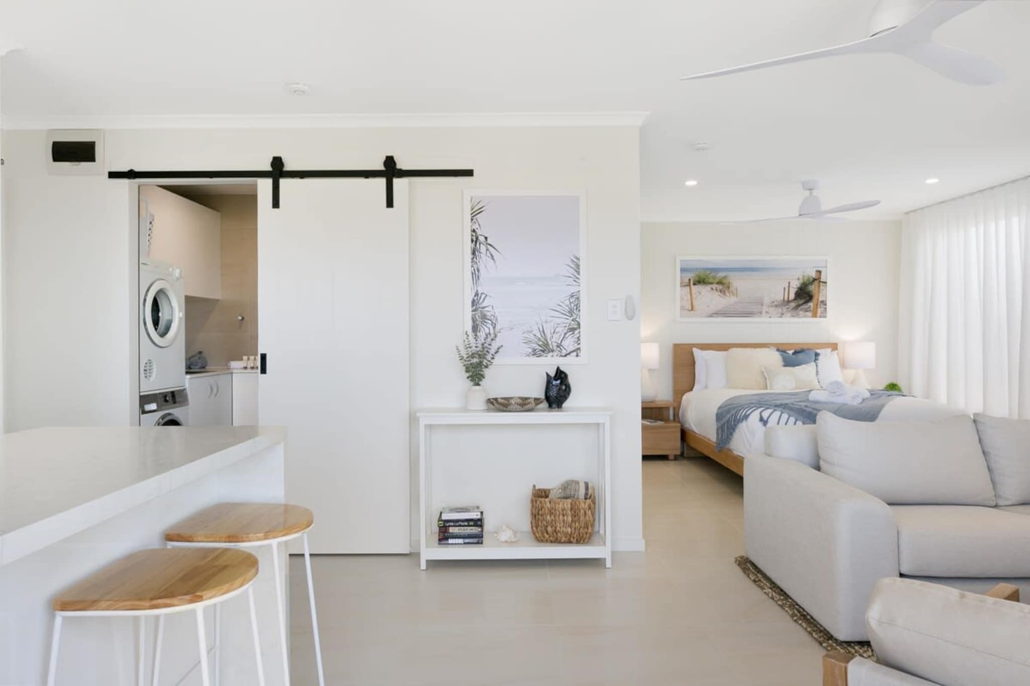 Beachfront Studio with Balcony & Stunning Views