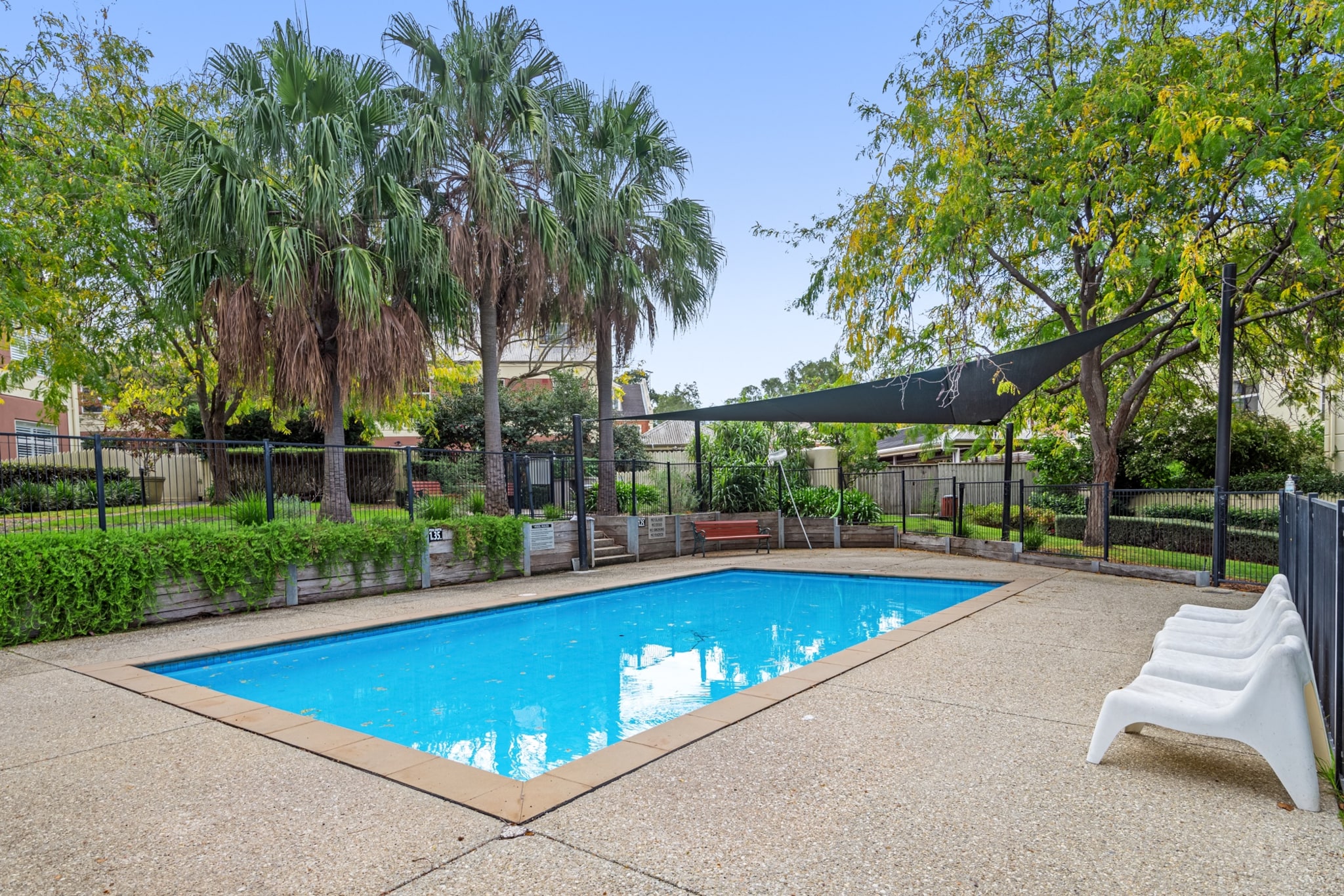 This charming property puts you near a variety of attractions. From scenic walks by the Yarra River to a short tram ride to Melbourne's CBD. Featuring bright and cosy interiors, this lovely home's exterior is perfect for enjoying life with family and friends. Cook up a storm in the private BBQ area, enjoy an alfresco meal amongst the greenery or take a refreshing dip in the sparkling pool.
The space
Step into this cosy 2-bed, 1-bath pad tucked away in Clifton Hill, just a stone's throw from all the good stuff. You'll love the airy layout, with a slick kitchen flowing into a chill living space, perfect for kicking back after a day of exploring. And check out the patio—perfect for a stay-in BBQ dinner. The bedrooms are bright and breezy, and the bathroom offers a lush bath and a separate rain shower. Make the most out of the CBD and its trendy cafes, funky street art, and top-notch restaurants by hopping on the tram not far from your front door. With A/C, self-check-in and a lovely swimming pool for hot days, you'll be living the Melbourne dream.
 
Living room
- Couch seats 4 people
- TV with free air and Netflix available (use own credentials)
 
Kitchen & Dining Area
- Fully equipped with utensils and cutlery
- Oven and gas stovetop
- Dining area sits 4 people and countertop area sits 2 people
 
Bathroom & Laundry
- Laundry room available with washer and dryer
- Travel essentials, towels and hairdryer provided
 
Amenity Notes
- Split A/C (heating + cooling) in living area
- Heater available in one bedroom and in the living area; a fan available in the living area.
- Ceiling fans in bedrooms
- Wi-Fi available
- Street parking available
- Amenity access: private patio with alfresco dining and BBQ area; communal swimming pool