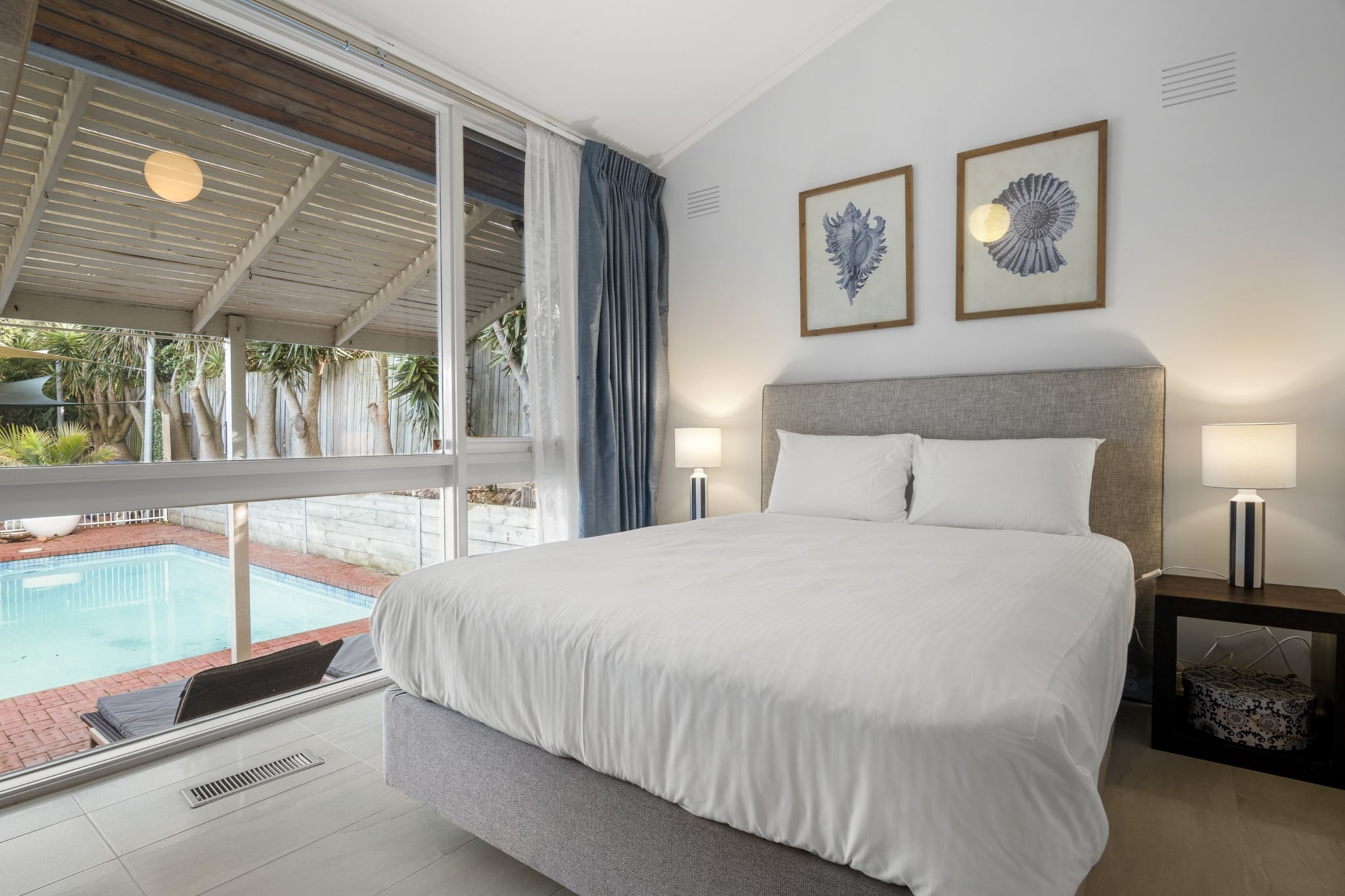 This 5-bed home, only a 5-min drive from Beaumaris Bay, offers comfort, space, and privacy. With expansive interiors, top-notch amenities, and generous outdoor spaces, it is perfect for your next family holiday. Close to numerous attractions, including Ricketts Point Marine Sanctuary, the Royal Melbourne Golf Club, and the Beaumaris Concourse Shopping Centre, you'll have access to A/C, swimming pool, and other modern amenities.Don’t miss out on this incredible opportunity!
The space
This homely 5-bed, 3-bath home boasts spacious interiors brightened by natural light. The 3 sleek bathrooms and the 5 stunning bedrooms are roomy and inviting. Featuring 2 comfy living areas, 2 generous dining spaces, a fully equipped kitchen, and a backyard, this home is perfect for families. The outdoor area includes a sheltered deck with seating, a BBQ area for alfresco dining, and a sparkling swimming pool, ensuring you won't be short of things to do inside and outside this impeccable property. Additional features include internal laundry, A/C, fans, and parking. Whether you crave nature's beauty, a vibrant arts scene, or a laid-back beach lifestyle, you'll be just a short drive to Beaumaris Bay, Ricketts Point Marine Sanctuary, Royal Melbourne Golf Club, and the Beaumaris Concourse Shopping Centre. Indulge in the perfect getaway and book your stay now!
 
Living room
- Couches sit 11 people (2 living areas)
- TV with free air channels & streaming available (guests to use their own credentials)
 
Kitchen & Dining Area
- Fully equipped with utensils and cutlery
- Oven and electric stovetop
- Two dining areas seat 8 each
 
Bathroom & Laundry
- Laundry room available with washer and dryer
- Travel essentials, towels and hairdryer provided
 
Amenity Notes
- Ducted A/C (heating + cooling)
- Fans available in bedrooms
- Wi-Fi provided
- Driveway parking for 2 vehicles
- Amenity access: backyard with swing, sheltered deck area with seating, BBQ area, and swimming pool
- A minute's walk to Mentone Beach
Local area description
Beaumaris, just 20 km from Melbourne's CBD, is a sought-after suburb known for its beautiful beaches, lush parks, and a strong sense of community. With a mix of modern and mid-century architecture, this area reflects its post-war development boom and offers a range of local amenities, including boutique shops, cafes, and top-notch schools. The stunning Beaumaris Bay provides breathtaking views and ample recreational opportunities. This location is perfect for those who love the beach and a relaxed lifestyle but also want easy access to Melbourne's city center and major events like the Australian Open, Grand Prix, and Melbourne Cup. Plus, it's an ideal base for exploring Victoria, with quick trips to attractions like Phillip Island, the Great Ocean Road, and Ballarat.
House rules
You are staying in a friendly and peaceful neighbourhood and we kindly ask you to respect the community and your surrounding neighbours. The following strict House Rules apply:
 
- No loud noise between 10 pm and 8 am
- No parties or antisocial behaviour
- No additional people are to access the property without our prior approval
- No pets are allowed in the property without approval
- No smoking is allowed at any times
- If you break something, please let us know
- To help protect all floor coverings, do not wear any shoes inside the property
 
Please be aware that excessive noise such as amplified music, vocals or screaming or anti-social behaviour in the property or common areas can cause neighbours to complain to us, the Building Manager, Council Rangers or Police.
 
IMPORTANT:
- Any breach of the House Rules may lead to a $500 fine plus compensation for any cost/damage created and immediate eviction of the property without refund.
- Pets are available on request unless the property states it is pet friendly. Any stays with pets will incur an additional cleaning fee of $200.
 
Finally, when checking out, we kindly ask you for the following:
 
- Please leave all beds unmade
- Please clean up your dishes and put them away
- In case you have rearranged furniture, please put it back to the original location
- Please take out the rubbish and remember to use the right bins
- Please ensure all appliances, A/C and lights are off and doors and windows are closed.
- Please check your accommodation thoroughly before departing to avoid any unintentional items left behind.
 
We are not liable for any items left behind after your stay. In the rare event that a guest reports a missing item, we will make every effort to locate it for you, but we cannot guarantee its retrieval. If the item is found, we will gladly assist in arranging its return to an address within Australia, subject to postage and service fees.
Interaction with guests
Welcome to MadeComfy! Our local team curates stays in exceptional Australian & New Zealand properties, ensuring style, comfort, and prime locations for discerning guests. We prioritise your needs to provide a memorable home-away-from-home experience. Explore our digital guidebooks for local recommendations, and don't hesitate to contact us throughout your stay. We're here to ensure your comfort – enjoy your stay with MadeComfy.
Notes
- For your comfort, this property is prepared with professional-grade hotel-style linen, including a three-sheet setup, ensuring a fresh and hygienic sleep experience.
- The fireplace is for decorative purposes only
- There is a security camera in place at the front door only.
 
Extra Services:
- Early Check-in: Our standard check-in is at 3 pm. To guarantee early access to the property we suggest booking the night before if available. Otherwise, early check-in is subject to availability from the night before at an additional cost.
- Late check-out: Our standard check-out is at 10 am. To guarantee a later check-out of the property we suggest booking an additional night if available. Otherwise, a late check-out is subject to availability from the night before to an additional cost.
- Baggage: For security reasons, we are unable to receive or to keep unattended baggage before check-in or after check-out
- We provide a small welcome amenity pack to get your stay started.
- This booking is protected with coverage for lost baggage and emergency medical expenses, provided by Travel Support with claim upto 500 AUD (T&C Applies). For more details reach out to Guest Support team post booking.
Access description
- The key collection is located on a lock box onsite. Further details will be provided 3 days before check-in if your booking is successfully reserved.
- Stairs are required to access the front door and the inside of the property.
Getting around
Public Transport
The closest bus stop is located 56 m away from the property on Beach Rd/Charman Rd. Please visit Transport Victoria's website for more information.
 
Getting There
The property is located 50 km away from Melbourne Airport. By car, the journey will take around 1 hour. By public transportation, the journey will take around 1 hour and 40 minutes.