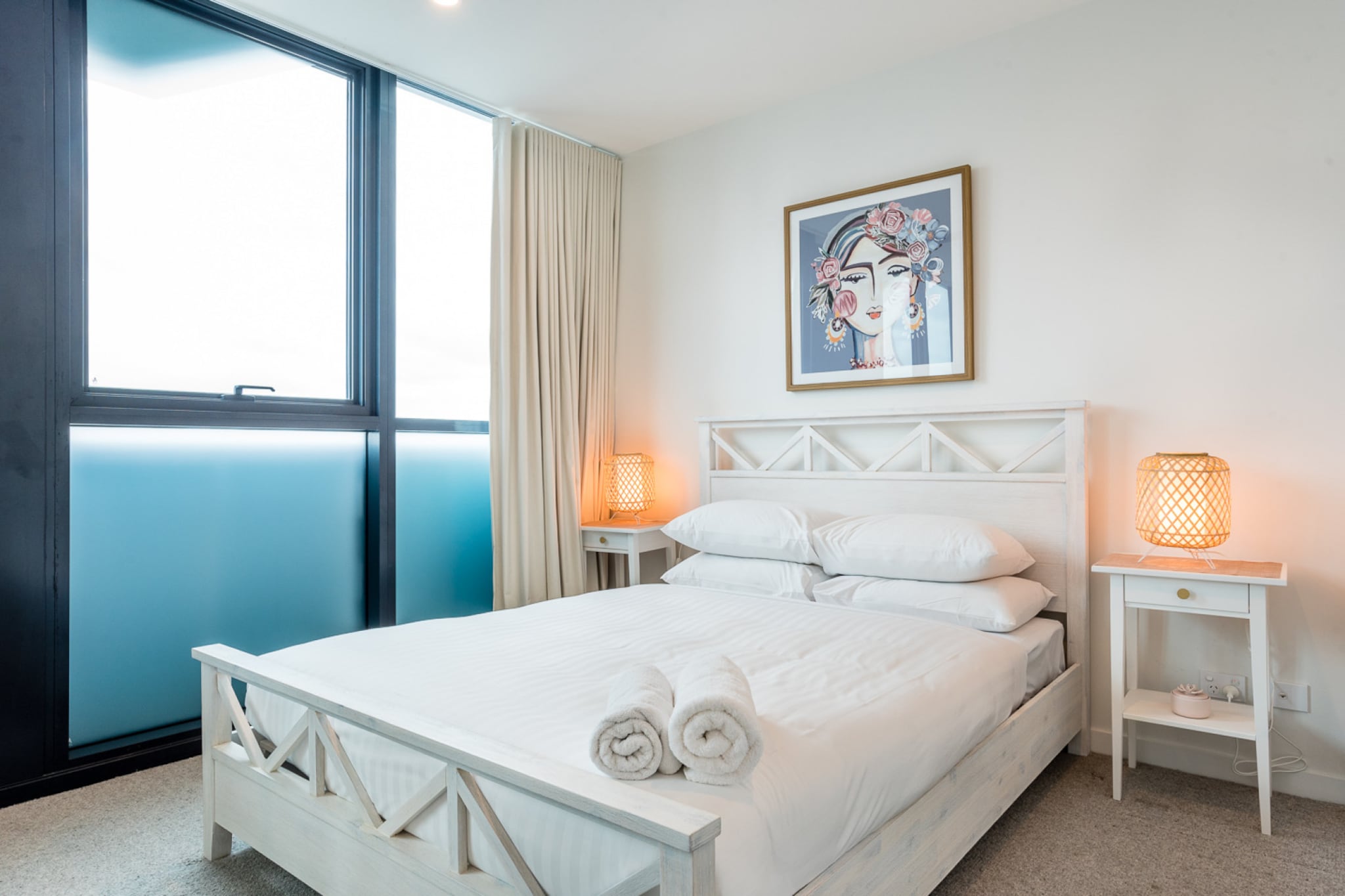 This impeccable 2-bed offers exceptional amenities, including a swimming pool and an outdoor dining area. Inside, enjoy the cosy living area flooded with natural light coming from the big doors that lead you to your private balcony area. With on-site parking, A/C, and other comforts, this stylish inner-city home is perfectly situated just minutes from the Brisbane Riverwalk, a variety of restaurants, shops, and transport options making it the ideal choice for your next Brisbane getaway.
The space
Discover the perfect blend of convenience and tranquility in this contemporary apartment near shopping, transport, nature walks, and the Brisbane River. The open-plan layout, enhanced by floor-to-ceiling windows, creates a relaxed atmosphere, seamlessly connecting the sleek kitchen to the dining area and the inviting living space. Step into the serene bedrooms, complemented by polished bathrooms featuring rain showers. Additional comforts, such as internal laundry, air conditioning, and building amenities like a swimming pool, will enhance your stay. Don't miss the chance to experience the best of urban living in Brisbane with this exceptional property.
 
Living room
- Couch sits 4 people
- TV with free air channels & streaming available (guest accounts required)
 
Kitchen & Dining Area
- Fully equipped with utensils and cutlery
- Oven and type stovetop
- Dining area sits 4 people
 
Bathroom & Laundry
- Laundry room available with washer
- Travel essentials, towels and hairdryer provided
 
Amenity Notes
- Split A/C (heating + cooling) in living area
- First bedroom has a pedestal fan; second bedroom has a ceiling fan
- Wi-Fi available
- Underground parking for 1 vehicle
- Amenity access: private balcony with seating; communal outdoor pool and alfresco dining setup
Local area description
Fortitude Valley, commonly known as "The Valley," is a vibrant inner-city suburb of Brisbane. Steeped in history, it was named after the ship "Fortitude" that transported convicts in the 1820s. Today, it stands as a cultural hub with a thriving arts, music, and nightlife scene, hosting a plethora of live music venues, art galleries, and theatres. The area is renowned for its diverse shopping experiences, ranging from boutique stores to high-end fashion boutiques, with popular precincts like the Emporium and James Street. Fortitude Valley also offers a wide array of dining options, showcasing global cuisines and trendy restaurants. Connected by a railway station and several bus routes, it remains an accessible locale. With an energetic nightlife, the area hosts events and festivals. Fortitude Valley is an ever-evolving, cosmopolitan destination that caters to diverse interests and lifestyles.
House rules
You are staying in a friendly and peaceful neighbourhood and we kindly ask you to respect the community and your surrounding neighbours. The following strict House Rules apply:
 
- No loud noise between 10 pm and 8 am
- No parties or antisocial behaviour
- No additional people are to access the property without our prior approval
- No pets are allowed in the property without approval
- No smoking is allowed at any times
- If you break something, please let us know
- To help protect all floor coverings, do not wear any shoes inside the property
 
Please be aware that excessive noise such as amplified music, vocals or screaming or anti-social behaviour in the property or common areas can cause neighbours to complain to us, the Building Manager, Council Rangers or Police.
 
IMPORTANT:
- Any breach of the House Rules may lead to a $500 fine plus compensation for any cost/damage created and immediate eviction of the property without refund.
- Pets are available on request unless the property states it is pet friendly. Any stays with pets will incur an additional cleaning fee of $200.
 
Finally, when checking out, we kindly ask you for the following:
 
- Please leave all beds unmade
- Please clean up your dishes and put them away
- In case you have rearranged furniture, please put it back to the original location
- Please take out the rubbish and remember to use the right bins
- Please ensure all appliances, A/C and lights are off and doors and windows are closed.
- Please check your accommodation thoroughly before departing to avoid any unintentional items left behind.
 
We are not liable for any items left behind after your stay. In the rare event that a guest reports a missing item, we will make every effort to locate it for you, but we cannot guarantee its retrieval. If the item is found, we will gladly assist in arranging its return to an address within Australia, subject to postage and service fees.
Interaction with guests
Welcome to MadeComfy! Our local team curates stays in exceptional Australian & New Zealand properties, ensuring style, comfort, and prime locations for discerning guests. We prioritise your needs to provide a memorable home-away-from-home experience. Explore our digital guidebooks for local recommendations, and don't hesitate to contact us throughout your stay. We're here to ensure your comfort – enjoy your stay with MadeComfy.
Notes
For your comfort, this property is prepared with professional-grade hotel-style linen, including a three-sheet setup, ensuring a fresh and hygienic sleep experience.
 
Extra Services:
- Early Check-in: Our standard check-in is at 3 pm. To guarantee early access to the property we suggest booking the night before if available. Otherwise, early check-in is subject to availability from the night before at an additional cost.
- Late check-out: Our standard check-out is at 10 am. To guarantee a later check-out of the property we suggest booking an additional night if available. Otherwise, a late check-out is subject to availability from the night before to an additional cost.
- Baggage: For security reasons, we are unable to receive or to keep unattended baggage before check-in or after check-out
- We provide a small welcome amenity pack to get your stay started.
-Please be aware that construction work is currently taking place at the neighbouring property. Some noise disruption may be expected until further notice.
- This booking is protected with coverage for lost baggage and emergency medical expenses, provided by Travel Support with claim upto 500 AUD (T&C Applies). For more details reach out to Guest Support team post booking.
- The overnight road closure until the end of October.
Access description
- The key collection is located offsite, 85 meters away from the property, and available 24/7. Further details will be provided 3 days before check-in if your booking is successfully reserved.
Getting around
Public Transport
The closest bus stop is located 75 m from the property on Brunswick Street Stop 212. Please visit translink website for more information.
 
Getting There
The property is located 15 km away from Brisbane Airport. By car, the journey will take around 20 minutes. By public transportation, the journey will take around 45 minutes.