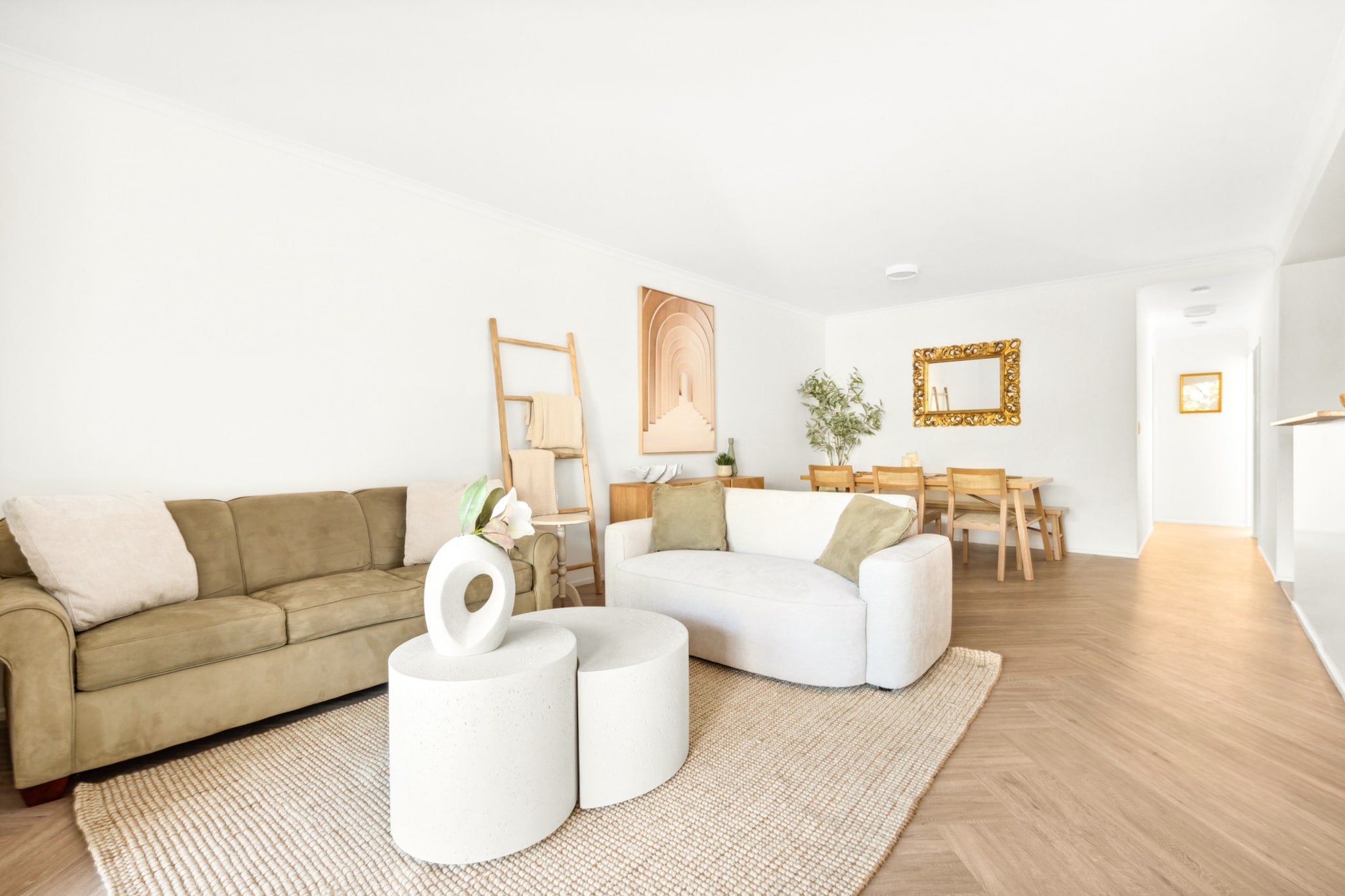 Nestled in the heart of Avalon Beach, this charming apartment offers a perfect blend of coastal living and convenience. With bright interiors and a fantastic outdoor area, this retreat is ideal for your next holiday. You'll love the proximity to the cafes, shops, and the stunning Avalon Beach, a mere 500 metres from your front door. Whether you want to unwind on the sand, catch some waves, or explore the local scene, this delightful abode sets the stage for a memorable stay in Avalon Beach.
The space
Step into this homely 2-bed, 2-bath haven, where charm meets comfort. With modern amenities, this apartment offers an inviting retreat in Sydney's Northern Beaches. The spacious open-plan layout seamlessly blends a complete kitchen, cosy lounge with sofa bed, and dining area, leading out to your private balcony with al fresco dining setup. The bedrooms are bright, have plenty of storage, and one of them has its own separate balcony. The bathrooms are spacious and polished, and you'll find added comforts like on-site parking and self-check-in. Plus, with Avalon Beach just steps away, along with charming cafes, shops, and scenic trails nearby, this haven is an ideal spot for weekend escapes.
 
Living room
- Couch sits 3 people
- TV with free air channels and streaming options available (use your own credentials)
 
Kitchen & Dining Area
- Fully equipped with utensils and cutlery
- Oven and electric stovetop
- Dining area sits 6 people
 
Bathroom & Laundry
- Laundry room available with washer and dryer
- Travel essentials, towels and hairdryer provided
 
Amenity Notes
- 2 portable Dyson fan/heaters available
- Ceiling fan in master bedroom
- Wi-Fi available
- Underground parking for 1 large vehicle
- Workspace area with printer
- Amenity access: private balcony with al fresco dining, communal Japanese garden