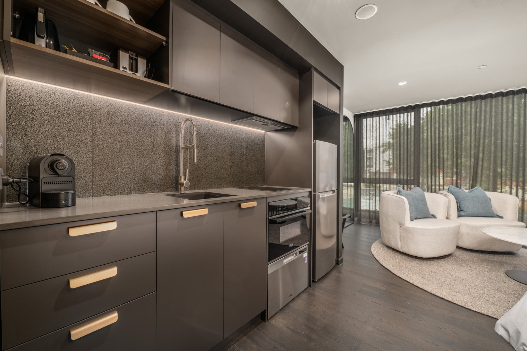 Braddon Studio with BBQ Area