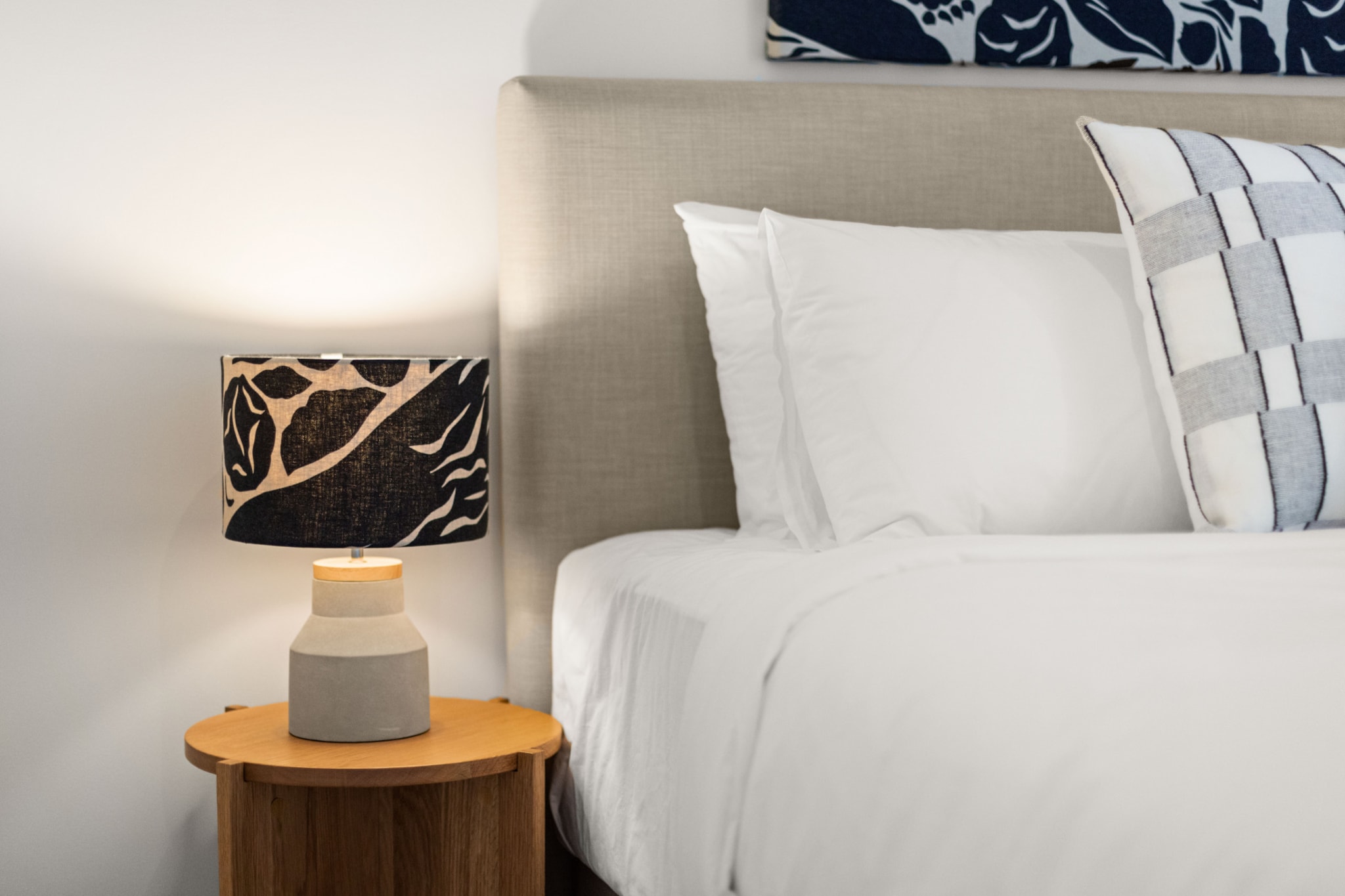 This elegant 2-bedroom apartment boasts a sophisticated design that perfectly complements trendy Braddon. Crafted to high standards, this immaculate home offers spacious interiors, making it feel like a small piece of heaven. You'll be impressed by the bright, modern fixtures, including large windows, brand-new facilities, and an impeccable location near parks, restaurants, and public transit. Enjoy amenities such as air conditioning, onsite parking, and a private alfresco dining balcony.
The space
Step into this stunning designer 2-bedroom, 2-bathroom apartment and be welcomed by a bright, spacious layout featuring large windows that frame beautiful views of green spaces and urban scenery. The open-plan design seamlessly integrates the living and dining areas with a sleek kitchen, while the generous bedrooms and spa-like bathrooms, one with a luxurious bath and both with rain showers, enhance comfort. A private balcony is perfect for alfresco dining, and the unbeatable location offers easy access to parks, restaurants, shops, and public transport. Additional conveniences include air conditioning, an internal laundry, and onsite parking, while residents can enjoy a communal balcony with BBQ and dining areas. With self-check-in available, guests can expect a hassle-free experience from start to finish in this elegant property.
Living room
- Couch seats 4 people
- TV with free air channels & streaming available (guests to use own credentials)
Kitchen & Dining Area
- Fully equipped with cookware, utensils and cutlery
- Oven and induction stovetop
- Dining area sits 4 people + countertop seats 2
Bathroom & Laundry
- Internal laundry with washer and dryer
- Travel essentials, towels and hairdryer provided
Amenity Notes
- Split A/C (heating + cooling)
- Wi-Fi available
- Parking for 1 vehicle
- Amenity access: Private balcony with outdoor dining and access to a communal balcony with a BBQ area, dining area, and views (level 1)
Local area description
Braddon is a trendy and vibrant suburb located in the heart of Canberra. Renowned for its eclectic atmosphere, Braddon has undergone significant urban revitalisation in recent years, transforming into a hip and cosmopolitan area. Known for its diverse range of cafes, restaurants, boutiques, and art spaces, Braddon attracts a young and dynamic demographic. The suburb's streets are lined with contemporary apartment buildings, historic cottages, and modern developments, creating a unique urban landscape. Its central location, just north of the Canberra city centre, makes it a popular choice with a lively blend of cultural experiences, culinary delights, and a thriving community spirit.
House rules
You are staying in a friendly and peaceful neighbourhood and we kindly ask you to respect the community and your surrounding neighbours. The following strict House Rules apply:
- No loud noise between 10 pm and 8 am
- No parties or antisocial behaviour
- No additional people are to access the property without our prior approval
- No pets are allowed in the property without approval
- No smoking is allowed at any times
- If you break something, please let us know
- To help protect all floor coverings, do not wear any shoes inside the property
Please be aware that excessive noise such as amplified music, vocals or screaming or anti-social behaviour in the property or common areas can cause neighbours to complain to us, the Building Manager, Council Rangers or Police.
IMPORTANT:
- Any breach of the House Rules may lead to a $500 fine plus compensation for any cost/damage created and immediate eviction of the property without refund.
- Pets are available on request unless the property states it is pet friendly. Any stays with pets will incur an additional cleaning fee of $200.
Finally, when checking out, we kindly ask you for the following:
- Please leave all beds unmade
- Please clean up your dishes and put them away
- In case you have rearranged furniture, please put it back to the original location
- Please take out the rubbish and remember to use the right bins
- Please ensure all appliances, A/C and lights are off and doors and windows are closed.
- Please check your accommodation thoroughly before departing to avoid any unintentional items left behind.
We are not liable for any items left behind after your stay. In the rare event that a guest reports a missing item, we will make every effort to locate it for you, but we cannot guarantee its retrieval. If the item is found, we will gladly assist in arranging its return to an address within Australia, subject to postage and service fees.
Interaction with guests
Welcome to MadeComfy! Our local team curates stays in exceptional Australian & New Zealand properties, ensuring style, comfort, and prime locations for discerning guests. We prioritise your needs to provide a memorable home-away-from-home experience. Explore our digital guidebooks for local recommendations, and don't hesitate to contact us throughout your stay. We're here to ensure your comfort - enjoy your stay with MadeComfy.
Notes
For your comfort, this property is prepared with professional-grade hotel-style linen, including a three-sheet setup, ensuring a fresh and hygienic sleep experience.
Extra Services:
- Early Check-in: Our standard check-in is at 3 pm. To guarantee early access to the property we suggest booking the night before if available. Otherwise, early check-in is subject to availability from the night before at an additional cost.
- Late check-out: Our standard check-out is at 10 am. To guarantee a later check-out of the property we suggest booking an additional night if available. Otherwise, a late check-out is subject to availability from the night before to an additional cost.
- Baggage: For security reasons, we are unable to receive or to keep unattended baggage before check-in or after check-out
- We provide a small welcome amenity pack to get your stay started.
- This booking is protected with coverage for lost baggage and emergency medical expenses, provided by Travel Support with claim upto 500 AUD (T&C Applies). For more details reach out to Guest Support team post booking.
Access description
- To access this property, you must download an app for key access. Note that check-in requires a smartphone & internet capable of downloading the app, and bookings are non-refundable once confirmed. There is no alternative form of access available. Without the app, access to the building cannot be provided. Further details will be provided 3 days before check-in if your booking is successfully reserved.
Getting around
Public Transport
The light rail runs along Northbourne Avenue, with the closest stop being Elouera Street (550m away). The closest bus stop is located 240 m away from the property on Torrens St after Girrahween St. Please visit the Transport Canberra website for more information.
Getting There
The property is located 8 km away from Canberra Airport. By car, the journey will take around 10 minutes. By public transportation, the journey will take around 40 minutes.