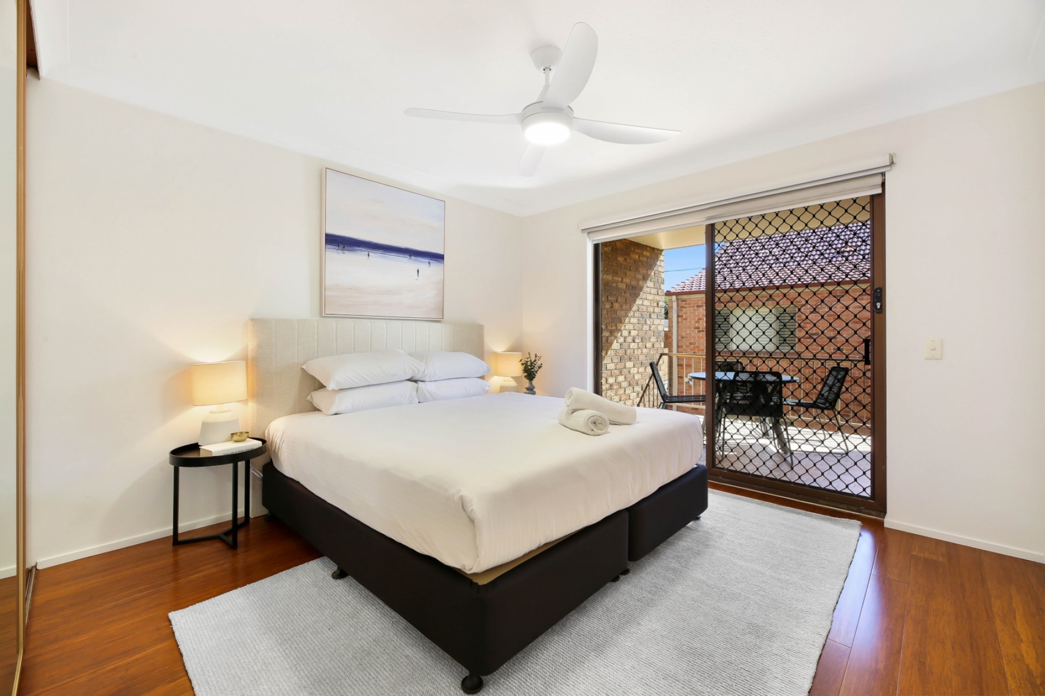 Located just 200m from Burleigh Beach, this perfect 2-bed unit is bang in the middle of all Burleigh Heads action. Featuring elegant interiors with timber floors, ceiling fans and large windows, this coastal abode is close to parks, nature hikes, and only a 20-minute drive to Gold Coast CBD. With on-site parking, internal laundry, and a hassle free check-in, enjoy the Queensland sunshine from the beach or your private balcony!
The space
If you want to experience the best of both worlds in the Gold Coast – being super close to the beach but not too far from the CBD – this incredible 2-bed, 1-bath apartment got you covered! Featuring sophisticated interiors, enjoy the easy flow of an open plan layout with a modern kitchen, comfortable lining room, dining area big enough for 4 people, and a private balcony with outdoor dining area that also accommodates 4 people. You'll also have access to ceiling fans, internal laundry, on-site parking, as well as shops, restaurants, parks and public transport just outside your front door. With 2 comfy bedrooms and a chic bathroom, this lovely apartment will give you the perfect base for a memorable holiday in the sunshine.
 
Living room
- Couch sits 4 people
- TV with free-to-air channels & streaming available (guests to use their own credentials)
 
Kitchen & Dining Area
- Fully equipped with utensils and cutlery
- Oven and electric stovetop
- Dining area sits 4 people
 
Bathroom & Laundry
- Laundry room available with washer and dryer
- Travel essentials, towels and hairdryer provided
 
Amenity Notes
- Ceiling fans throughout
- Wi-Fi available
- Underground parking for 1 vehicle (2m height limit)
- Undercover balcony
Local area description
Burleigh Heads, situated on the stunning Gold Coast of Queensland, is renowned for its breathtaking beaches, including the iconic Burleigh Beach, a haven for surfers and sun-seekers, whilst the adjacent Burleigh Head National Park offers breathtaking coastal views, nature trails and rich biodiversity. James Street, the suburb's main road, boasts trendy shops, cafes, and eateries. Its laid-back village atmosphere, family-friendly appeal, and vibrant cultural scene, complete with art galleries and events, make it a sought-after destination for tourists.
House rules
You are staying in a friendly and peaceful neighbourhood and we kindly ask you to respect the community and your surrounding neighbours. The following strict House Rules apply:
 
- No loud noise between 10 pm and 8 am
- No parties or antisocial behaviour
- No additional people are to access the property without our prior approval
- No pets are allowed in the property without approval
- No smoking is allowed at any times
- If you break something, please let us know
- To help protect all floor coverings, do not wear any shoes inside the property
 
Please be aware that excessive noise such as amplified music, vocals or screaming or anti-social behaviour in the property or common areas can cause neighbours to complain to us, the Building Manager, Council Rangers or Police.
 
IMPORTANT:
- Any breach of the House Rules may lead to a $500 fine plus compensation for any cost/damage created and immediate eviction of the property without refund.
- Pets are available on request unless the property states it is pet friendly. Any stays with pets will incur an additional cleaning fee of $200.
 
Finally, when checking out, we kindly ask you for the following:
 
- Please leave all beds unmade
- Please clean up your dishes and put them away
- In case you have rearranged furniture, please put it back to the original location
- Please take out the rubbish and remember to use the right bins
- Please ensure all appliances, A/C and lights are off and doors and windows are closed.
- Please check your accommodation thoroughly before departing to avoid any unintentional items left behind.
 
We are not liable for any items left behind after your stay. In the rare event that a guest reports a missing item, we will make every effort to locate it for you, but we cannot guarantee its retrieval. If the item is found, we will gladly assist in arranging its return to an address within Australia, subject to postage and service fees.
Interaction with guests
Welcome to MadeComfy! Our local team curates stays in exceptional Australian & New Zealand properties, ensuring style, comfort, and prime locations for discerning guests. We prioritise your needs to provide a memorable home-away-from-home experience. Explore our digital guidebooks for local recommendations, and don't hesitate to contact us throughout your stay. We're here to ensure your comfort - enjoy your stay with MadeComfy.
Notes
For your comfort, this property is prepared with professional-grade hotel-style linen, including a three-sheet setup, ensuring a fresh and hygienic sleep experience.
 
We kindly ask that you keep noise levels low during your stay to help maintain a peaceful neighborhood environment. Thank you for your understanding, and we hope you have a wonderful experience!
 
Extra Services:
- Early Check-in: Our standard check-in is at 3 pm. To guarantee early access to the property we suggest booking the night before if available. Otherwise, early check-in is subject to availability from the night before at an additional cost.
- Late check-out: Our standard check-out is at 10 am. To guarantee a later check-out of the property we suggest booking an additional night if available. Otherwise, a late check-out is subject to availability from the night before to an additional cost.
- Baggage: For security reasons, we are unable to receive or to keep unattended baggage before check-in or after check-out
- We provide a small welcome amenity pack to get your stay started.
 
IMPORTANT: Please take into consideration that there are ongoing construction works in front of the building. This may lead to some difficulty with access and an increase in dust and dirt in the area.
- This booking is protected with coverage for lost baggage and emergency medical expenses, provided by Travel Support with claim upto 500 AUD (T&C Applies). For more details reach out to Guest Support team post booking.
Access description
- The key collection is located onsite. Further details will be provided 3 days before check-in if your booking is successfully reserved.
- Accessing the property requires navigating flights of stairs, as there is no lift available. This may not be suitable for guests with mobility challenges
Getting around
Public Transport
The closest bus stop is located 240 m away from the property on Gold Coast Hwy at Anzac Parade. Please visit translink's website for more information.
 
Getting There
The property is located 13 km away from Gold Coast Airport. By car, the journey will take around 20 minutes. By public transportation, the journey will take around 30 minutes.