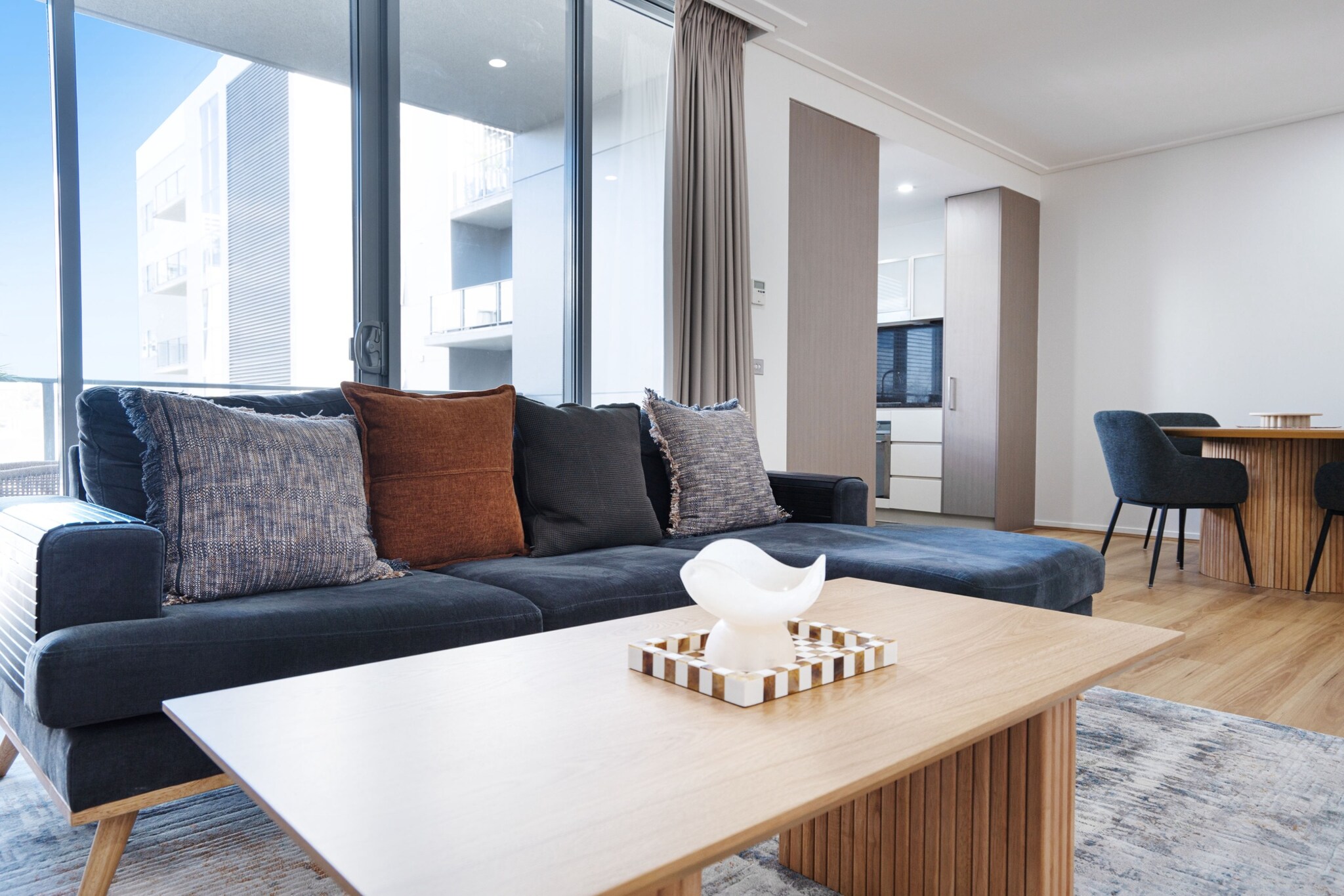 Modern 1-Bed Unit with Pool Views and Balcony