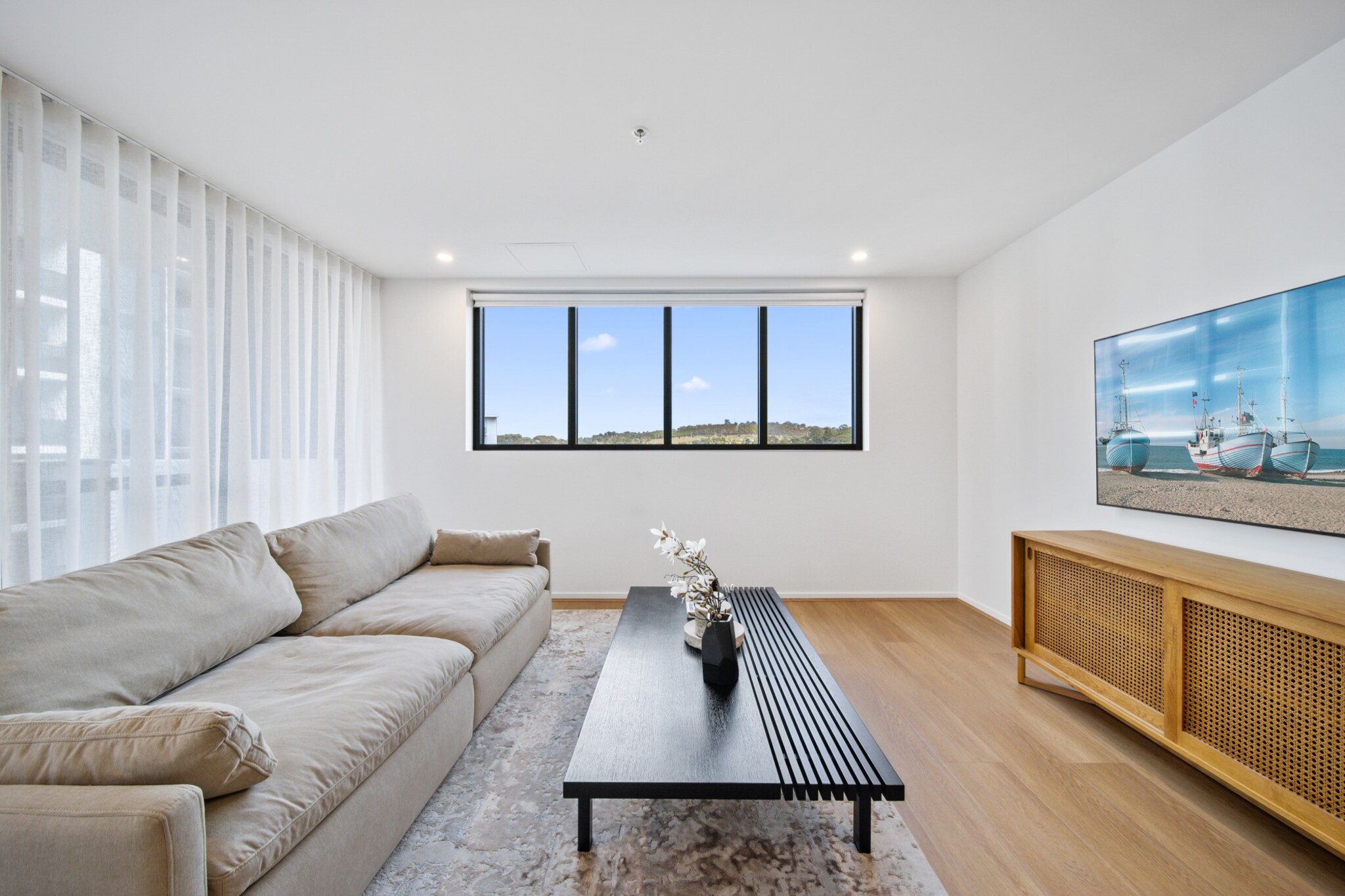 2-Bed Haven: Impeccable Interiors & Chic Amenities