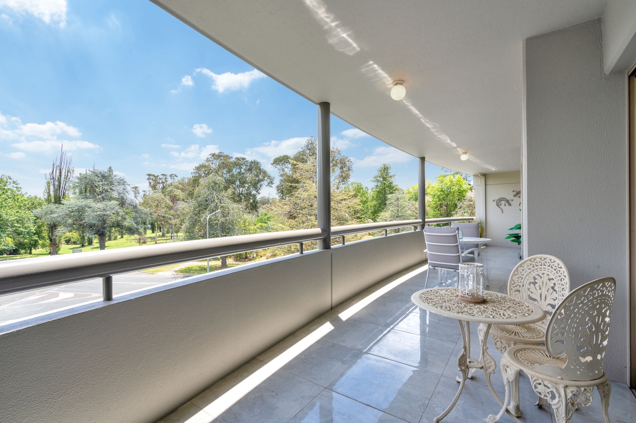 Experience comfort and convenience in this stylish 2-bedroom apartment in Griffith. Perfect for families, couples, or business travellers, it features a private balcony, underground parking for two cars, and self-check-in. Enjoy well-appointed interiors with cosy bedrooms, a spacious living area, and a fully equipped kitchen. Situated close to Griffithâ€™s dining, shopping, and cultural attractions, it offers the ideal base for a seamless and enjoyable stay.
The space
This bright 2-bedroom apartment provides a serene retreat while looking into Telopea Park. The bedrooms are adorned with queen beds, blackout blinds, and plush bedding, ensuring a restful night. The spacious living room offers a 5-seater couch and additional lounge, with a TV equipped for streaming your favourite shows! The fully equipped kitchen includes an electric stovetop and oven, making meal preparation a breeze. Step out onto the private balcony and enjoy your morning coffee or an evening drink. Complete with underground parking and a lockbox for self-check-in, this apartment offers an ideal mix of comfort and practicality.
 
Living Room:
-Couch seats 5 people + additional 3 seater
-TV with streaming apps (guests to use their own credentials)
 
Kitchen & Dining Area:
-Fully equipped with cutlery and utensils
-European electric oven and stovetop
-Dining area seats 6 & countertop seats 4
 
Bathroom & Laundry:
-Laundry room available with combined washer and dryer
-Travel essentials, towels, and hairdryer to each bathroom provided
 
Amenity Notes:
-Underground parking for two cars
-A/C (heating and cooling) in the living area
-Ceiling fans in the living & master bedroom
-Balcony with 2 outdoor seating options
-Communal garden area
-Wi-Fi is available
Local area description
Griffith, ACT, offers a dynamic blend of urban charm and natural beauty. Explore the nearby National Gallery, indulge in the vibrant cafÃ© and restaurant scene of Kingston Foreshore, or unwind in the picturesque Telopea Park. This lively suburb balances a bustling lifestyle with moments of tranquillity, perfect for a memorable trip.
House rules
You are staying in a friendly and peaceful neighbourhood and we kindly ask you to respect the community and your surrounding neighbours. The following strict House Rules apply:
 
- No loud noise between 10 pm and 8 am
- No parties or antisocial behaviour
- No additional people are to access the property without our prior approval
- No pets are allowed in the property without approval
- No smoking is allowed at any times
- If you break something, please let us know
- To help protect all floor coverings, do not wear any shoes inside the property
 
Please be aware that excessive noise such as amplified music, vocals or screaming or anti-social behaviour in the property or common areas can cause neighbours to complain to us, the Building Manager, Council Rangers or Police.
 
IMPORTANT:
- Any breach of the House Rules may lead to a $500 fine plus compensation for any cost/damage created and immediate eviction of the property without refund.
- Pets are available on request unless the property states it is pet friendly. Any stays with pets will incur an additional cleaning fee of $200.
 
Finally, when checking out, we kindly ask you for the following:
 
- Please leave all beds unmade
- Please clean up your dishes and put them away
- In case you have rearranged furniture, please put it back to the original location
- Please take out the rubbish and remember to use the right bins
- Please ensure all appliances, A/C and lights are off and doors and windows are closed.
- Please check your accommodation thoroughly before departing to avoid any unintentional items left behind.
 
We are not liable for any items left behind after your stay. In the rare event that a guest reports a missing item, we will make every effort to locate it for you, but we cannot guarantee its retrieval. If the item is found, we will gladly assist in arranging its return to an address within Australia, subject to postage and service fees.
Interaction with guests
Welcome to MadeComfy! Our local team curates stays in exceptional Australian & New Zealand properties, ensuring style, comfort, and prime locations for discerning guests. We prioritise your needs to provide a memorable home-away-from-home experience. Explore our digital guidebooks for local recommendations, and don't hesitate to contact us throughout your stay. We're here to ensure your comfort - enjoy your stay with MadeComfy.
Notes
- Please note: The dishwasher is currently out of order. Repairs have been arranged, but this may take a few weeks to complete. We apologise for the inconvenience and appreciate your understanding.
- For your comfort, this property is prepared with professional-grade hotel-style linen, including a three-sheet setup, ensuring a fresh and hygienic sleep experience.
 
Extra Services:
- Early Check-in: Our standard check-in is at 3 pm. To guarantee early access to the property we suggest booking the night before if available. Otherwise, early check-in is subject to availability from the night before at an additional cost.
- Late check-out: Our standard check-out is at 10 am. To guarantee a later check-out of the property we suggest booking an additional night if available. Otherwise, a late check-out is subject to availability from the night before to an additional cost.
- Baggage: For security reasons, we are unable to receive or to keep unattended baggage before check-in or after check-out
- We provide a small welcome amenity pack to get your stay started.
- This booking is protected with coverage for lost baggage and emergency medical expenses, provided by Travel Support with claim upto 500 AUD (T&C Applies). For more details reach out to Guest Support team post booking.
Access description
Key collection is onsite. Further details will be provided three days before check-in once your booking is reserved.
Getting around
Public Transport: The nearest bus stop is a 5-minute walk, providing access to Canberraâ€™s city centre.
 
Getting There: Canberra Airport is a 15-minute drive, and the CBD is 10 minutes away by car.