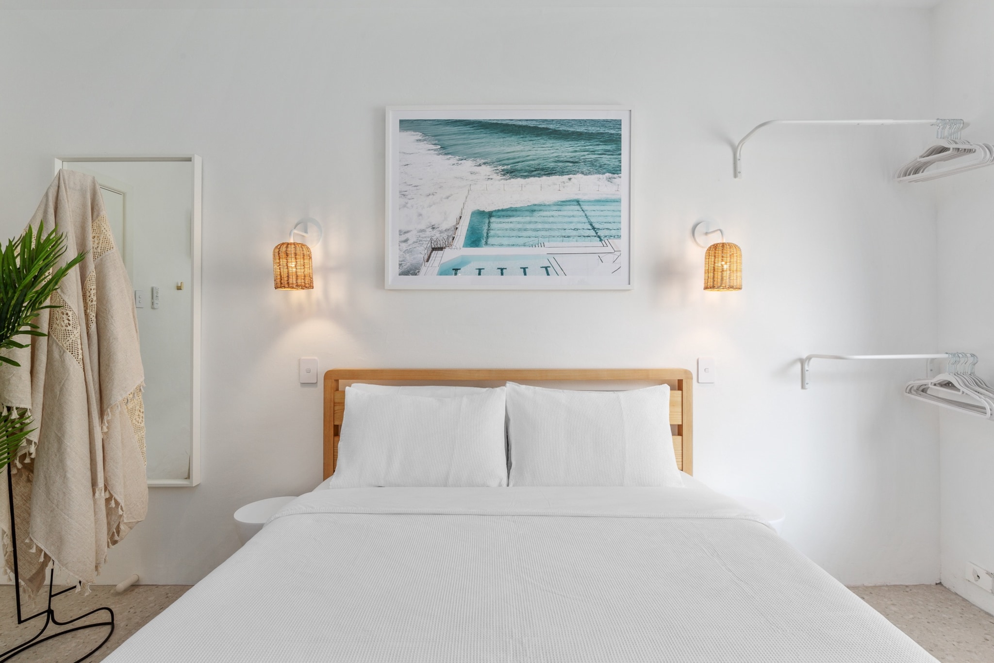 Immerse yourself in the vibrant lifestyle of North Bondi with this boutique 1-bedroom apartment. Perfect for couples or solo travellers, it boasts a bright, modern interior with convenient amenities, including a keyless entry system. Located close to the beach, shops, and cafés, this property offers effortless access to public transport and Sydney's iconic attractions. Enjoy a comfortable stay with everything you need for a memorable getaway.
The space
This contemporary 1-bedroom, 1-bathroom apartment offers a welcoming retreat for up to two guests. The bedroom features a queen bed with blackout blinds, bedside tables, and a heater for year-round comfort. The light-filled living area includes a couch, a smart TV and tasteful décor. The kitchen is fully equipped, while the dining space comfortably seats two. Street-level access makes arrival seamless, and the shared laundry facilities provide added convenience. Located in North Bondi, this stylish apartment is just steps from the beach, trendy eateries, and lively local attractions. Whether you're visiting for relaxation or exploration, the property delivers a perfect balance of comfort and convenience.
Living Room
-Couch seats 2 people
-Smart TV with free-to-air and streaming apps (use your own credentials)
Kitchen & Dining Area
-Fully equipped with cutlery and utensils
-Electric oven and stovetop
-Dining table seats 2
Bathroom & Laundry
-One bathroom with modern fixtures
-Towels, travel essentials, and a hairdryer provided
-Communal laundry with coin-operated washer and dryer
Amenity Notes
-Heaters & Fans in the lounge and bedroom
-No dedicated parking (1/2 hour time limit street parking)
-Wi-Fi is available
-Study Nook in bedroom
Local area description
North Bondi offers a relaxed coastal vibe, with pristine beaches and bustling cafés just moments away. Explore the scenic Bondi to Coogee coastal walk, indulge in world-class dining along Bondi Beach, or relax in the nearby parks. Public transport links provide easy access to Sydney’s CBD and other iconic destinations, making North Bondi an ideal base for your stay.
House rules
You are staying in a friendly and peaceful neighbourhood and we kindly ask you to respect the community and your surrounding neighbours. The following strict House Rules apply:
- No loud noise between 10 pm and 8 am
- No parties or antisocial behaviour
- No additional people are to access the property without our prior approval
- No pets are allowed in the property without approval
- No smoking is allowed at any times
- If you break something, please let us know
- To help protect all floor coverings, do not wear any shoes inside the property
Please be aware that excessive noise such as amplified music, vocals or screaming or anti-social behaviour in the property or common areas can cause neighbours to complain to us, the Building Manager, Council Rangers or Police.
IMPORTANT:
- Any breach of the House Rules may lead to a $500 fine plus compensation for any cost/damage created and immediate eviction of the property without refund.
- Pets are available on request unless the property states it is pet friendly. Any stays with pets will incur an additional cleaning fee of $200.
Finally, when checking out, we kindly ask you for the following:
- Please leave all beds unmade
- Please clean up your dishes and put them away
- In case you have rearranged furniture, please put it back to the original location
- Please take out the rubbish and remember to use the right bins
- Please ensure all appliances, A/C and lights are off and doors and windows are closed.
- Please check your accommodation thoroughly before departing to avoid any unintentional items left behind.
We are not liable for any items left behind after your stay. In the rare event that a guest reports a missing item, we will make every effort to locate it for you, but we cannot guarantee its retrieval. If the item is found, we will gladly assist in arranging its return to an address within Australia, subject to postage and service fees.
Interaction with guests
Welcome to MadeComfy! Our local team curates stays in exceptional Australian & New Zealand properties, ensuring style, comfort, and prime locations for discerning guests. We prioritise your needs to provide a memorable home-away-from-home experience. Explore our digital guidebooks for local recommendations, and don't hesitate to contact us throughout your stay. We're here to ensure your comfort - enjoy your stay with MadeComfy.
Notes
For your comfort, this property is prepared with professional-grade hotel-style linen, including a three-sheet setup, ensuring a fresh and hygienic sleep experience.
Extra Services:
- Early Check-in: Our standard check-in is at 3 pm. To guarantee early access to the property we suggest booking the night before if available. Otherwise, early check-in is subject to availability from the night before at an additional cost.
- Late check-out: Our standard check-out is at 10 am. To guarantee a later check-out of the property we suggest booking an additional night if available. Otherwise, a late check-out is subject to availability from the night before to an additional cost.
- Baggage: For security reasons, we are unable to receive or to keep unattended baggage before check-in or after check-out
- We provide a small welcome amenity pack to get your stay started.
- The laundry area is communal, and it requires payment.
- This booking is protected with coverage for lost baggage and emergency medical expenses, provided by Travel Support with claim upto 500 AUD (T&C Applies). For more details reach out to Guest Support team post booking.
Access description
Key collection is onsite. Further details will be provided three days before check-in once your booking is successfully confirmed.
Getting around
Public Transport
Nearby buses connect to Bondi Junction, Watsons Bay, and Sydney's CBD.
Getting There
A 30-minute drive from Sydney Airport or a short 20-minute trip from the city centre.