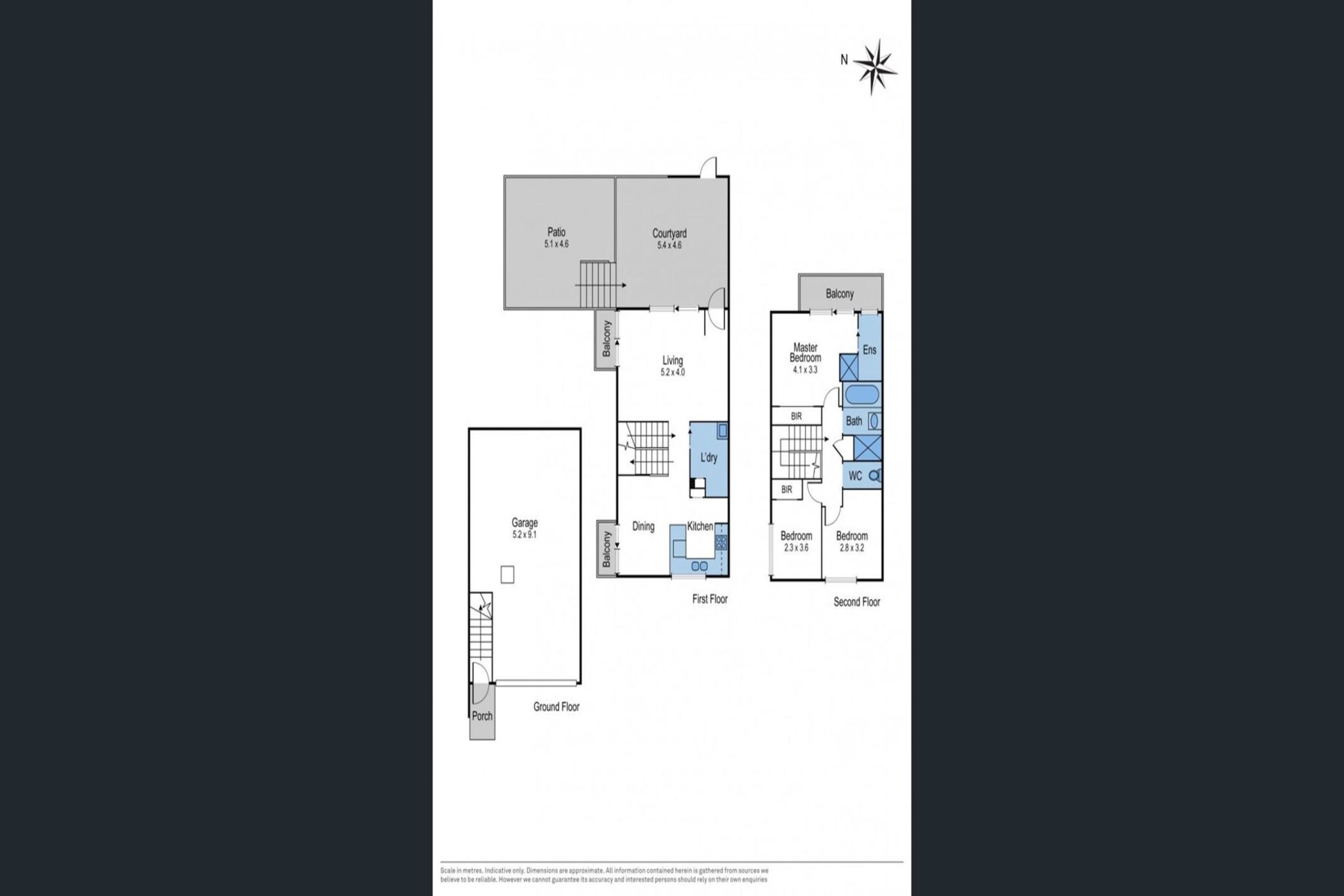 Bright Coastal Townhouse with BBQ & Courtyard