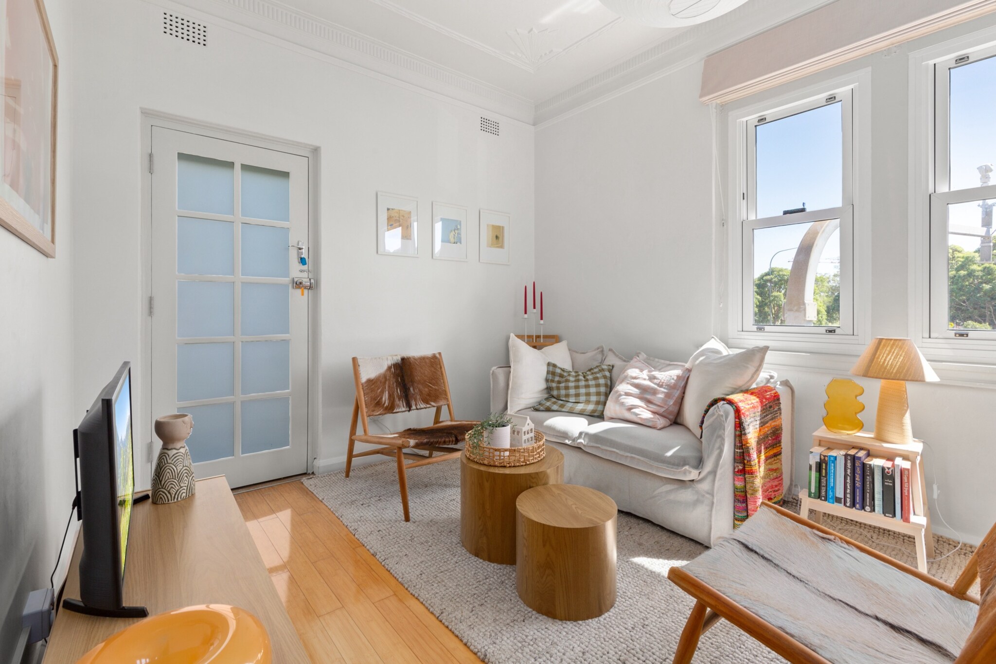 This charming 1-bedroom apartment in Neutral Bay offers comfort and convenience. Perfect for solo travellers or couples, it features a fully equipped kitchen, a cosy living area with a couch, and a private balcony. Just a short walk from shops and transport, the apartment ensures a hassle-free stay with self-check-in, modern amenities, and a peaceful atmosphere, making it an ideal base for your Sydney visit.
The space
This charming 1-bedroom apartment combines modern living with thoughtful design. The spacious living area features wooden floors and a comfortable sofa. The large bedroom includes a queen-sized bed with plush pillows and blackout blinds, ensuring a peaceful rest. The bathroom is clean and compact, equipped with essential travel amenities, including towels, a hairdryer, and a small waste bin. For those who enjoy cooking, the kitchen is fully equipped with an oven, gas stovetop, microwave, and coffee maker. A cozy dining area seats two, with additional seating in the living room. Outside, a balcony with outdoor seating offers a peaceful spot to unwind, though itâ€™s not advertised as a feature for larger groups.
 
Living Room:
-Couch seats 3 people
-TV with free-to-air and streaming services (guests to use their own credentials)
 
Kitchen & Dining Area:
-Fully equipped with cutlery and utensils
-Oven and gas stovetop
-Dining area seats 2 (extendable table)
 
Bathroom & Laundry:
-Laundry room available with washer
-Communal coin-operated dryer available in the building
-Travel essentials, towels, and hairdryer provided
 
Amenity Notes:
-Fans in the living room and bedroom
-Portable heaters available
-Wi-Fi available
-Small balcony
Local area description
Located in Neutral Bay, the property offers easy access to local shops, cafes, and transport links. Explore the nearby parks, enjoy waterfront views, or take a short trip to the vibrant city centre. Popular spots such as Kirribilli, the Sydney Opera House, and Luna Park are all within reach, making it the perfect base for your stay.
House rules
You are staying in a friendly and peaceful neighbourhood and we kindly ask you to respect the community and your surrounding neighbours. The following strict House Rules apply:
 
- No loud noise between 10 pm and 8 am
- No parties or antisocial behaviour
- No additional people are to access the property without our prior approval
- No pets are allowed in the property without approval
- No smoking is allowed at any times
- If you break something, please let us know
- To help protect all floor coverings, do not wear any shoes inside the property
 
Please be aware that excessive noise such as amplified music, vocals or screaming or anti-social behaviour in the property or common areas can cause neighbours to complain to us, the Building Manager, Council Rangers or Police.
 
IMPORTANT:
- Any breach of the House Rules may lead to a $500 fine plus compensation for any cost/damage created and immediate eviction of the property without refund.
- Pets are available on request unless the property states it is pet friendly. Any stays with pets will incur an additional cleaning fee of $200.
 
Finally, when checking out, we kindly ask you for the following:
 
- Please leave all beds unmade
- Please clean up your dishes and put them away
- In case you have rearranged furniture, please put it back to the original location
- Please take out the rubbish and remember to use the right bins
- Please ensure all appliances, A/C and lights are off and doors and windows are closed.
- Please check your accommodation thoroughly before departing to avoid any unintentional items left behind.
 
We are not liable for any items left behind after your stay. In the rare event that a guest reports a missing item, we will make every effort to locate it for you, but we cannot guarantee its retrieval. If the item is found, we will gladly assist in arranging its return to an address within Australia, subject to postage and service fees.
Interaction with guests
Welcome to MadeComfy! Our local team curates stays in exceptional Australian & New Zealand properties, ensuring style, comfort, and prime locations for discerning guests. We prioritise your needs to provide a memorable home-away-from-home experience. Explore our digital guidebooks for local recommendations, and don't hesitate to contact us throughout your stay. We're here to ensure your comfort - enjoy your stay with MadeComfy.
Notes
-The property is located on a busy main road, and guests may experience noise during the day.
-Stairs required to access the property.
 
For your comfort, this property is prepared with professional-grade hotel-style linen, including a three-sheet setup, ensuring a fresh and hygienic sleep experience.
 
Extra Services:
- Early Check-in: Our standard check-in is at 3 pm. To guarantee early access to the property we suggest booking the night before if available. Otherwise, early check-in is subject to availability from the night before at an additional cost.
- Late check-out: Our standard check-out is at 10 am. To guarantee a later check-out of the property we suggest booking an additional night if available. Otherwise, a late check-out is subject to availability from the night before to an additional cost.
- Baggage: For security reasons, we are unable to receive or to keep unattended baggage before check-in or after check-out
- We provide a small welcome amenity pack to get your stay started.
- This booking is protected with coverage for lost baggage and emergency medical expenses, provided by Travel Support with claim upto 500 AUD (T&C Applies). For more details reach out to Guest Support team post booking.
Access description
Key collection is onsite. Further details will be provided 3 days before check-in if your booking is successfully reserved.
Getting around
Public Transport & Getting There:
Bus stops nearby serve Bondi Junction, Walsh Bay, and the City.
Edgecliff Train Station is close, offering trips to Bondi Junction, Cronulla, and the City.
 
Getting There:
Approximately 20 minutes by car from Sydney Airport.
A short drive to the heart of Sydney CBD.