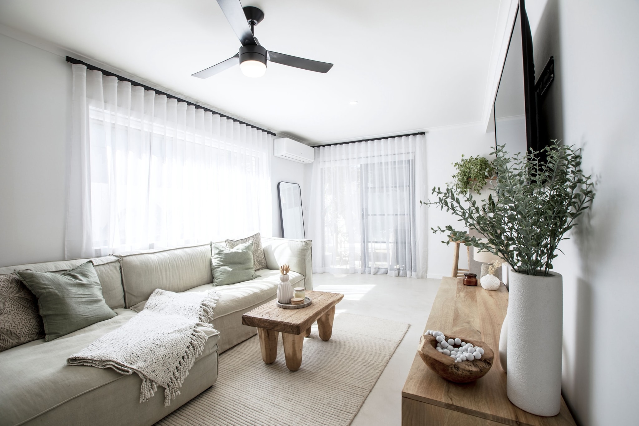 Experience coastal living at this bright 2-bedroom apartment in Mermaid Beach. Perfect for families or couples, it features a spacious living area, courtyard, and fully equipped kitchen. Enjoy onsite parking, fans in all rooms, and self-check-in for convenience. Located near the beach, shops, and cafÃ©s, it offers a relaxed yet connected stay.
The space
Step into this stylish 2-bedroom apartment, thoughtfully designed to capture the essence of beachside living. Just a short stroll from iconic local favourites like Bam Bam Bakehouse, Mermaid Beach Tavern, and the Mermaid Surf Club, the location is as ideal as the space itself. Inside, the open-plan living area welcomes you with polished concrete floors, coastal dÃ©cor, and a cosy couchâ€”all bathed in natural light from large windows that create a bright and airy ambiance.
 
The modern kitchen comes fully equipped with electric appliances and ample cookware, making it easy to prepare meals at home. Both bedrooms are designed for restful sleep, with one king bed and one double bed, each fitted with soft linens, pillows, and mattress protectors. Ceiling fans in each room provide added comfort. The bathroom is stocked with fresh towels, travel-sized toiletries, and a hairdryer for your convenience. Enjoy a peaceful moment in the courtyard, complete with outdoor furnitureâ€”perfect for your morning coffee or evening glass of wine. Whether you're here to explore, unwind, or soak up the sun, this beautiful beachside retreat is ready to welcome you.
 
Living Room:
-Couch seats 4 people
-Smart TV with streaming services (guests to use their own credentials)
 
Kitchen & Dining Area:
-Fully equipped with cutlery and utensils
-Oven and electric stovetop
-Countertop seats 2
 
Bathroom & Laundry:
-Laundry area available with washer and dryer (in the bathroom)
-Travel essentials, towels, and hairdryer provided
 
Amenity Notes:
-There is undercover parking for 1 car, plus 1 off-street parking space.
-Air conditioning in the living room; ceiling fans in all rooms
-Wi-Fi is available
-Courtyard (not gated) with outdoor furniture and a BBQ.
-Pets allowed (additional cleaning fees apply)
-There is a porta cot in the wardrobe and a stroller in the storage shed available for guest use.
-There is no walk-in shower available. This setup may not be suitable for guests with limited mobility or elderly guests who may have difficulty accessing the shower.
Local area description
Located in the vibrant Mermaid Beach, this apartment offers a relaxed coastal lifestyle with easy access to shops, cafÃ©s, and the beach. Enjoy swimming or sunbathing at Mermaid Beach, just a short stroll away. Explore nearby Pacific Fair Shopping Centre for retail therapy or discover the dining scene in Broadbeach. With local parks and walking trails nearby, this area is perfect for outdoor enthusiasts.
House rules
You are staying in a friendly and peaceful neighbourhood and we kindly ask you to respect the community and your surrounding neighbours. The following strict House Rules apply:
 
- No loud noise between 10 pm and 8 am
- No parties or antisocial behaviour
- No additional people are to access the property without our prior approval
- No pets are allowed in the property without approval
- No smoking is allowed at any times
- If you break something, please let us know
- To help protect all floor coverings, do not wear any shoes inside the property
 
Please be aware that excessive noise such as amplified music, vocals or screaming or anti-social behaviour in the property or common areas can cause neighbours to complain to us, the Building Manager, Council Rangers or Police.
 
IMPORTANT:
- Any breach of the House Rules may lead to a $500 fine plus compensation for any cost/damage created and immediate eviction of the property without refund.
- Pets are available on request unless the property states it is pet friendly. Any stays with pets will incur an additional cleaning fee of $200.
 
Finally, when checking out, we kindly ask you for the following:
 
- Please leave all beds unmade
- Please clean up your dishes and put them away
- In case you have rearranged furniture, please put it back to the original location
- Please take out the rubbish and remember to use the right bins
- Please ensure all appliances, A/C and lights are off and doors and windows are closed.
- Please check your accommodation thoroughly before departing to avoid any unintentional items left behind.
 
We are not liable for any items left behind after your stay. In the rare event that a guest reports a missing item, we will make every effort to locate it for you, but we cannot guarantee its retrieval. If the item is found, we will gladly assist in arranging its return to an address within Australia, subject to postage and service fees.
Interaction with guests
Welcome to MadeComfy! Our local team curates stays in exceptional Australian & New Zealand properties, ensuring style, comfort, and prime locations for discerning guests. We prioritise your needs to provide a memorable home-away-from-home experience. Explore our digital guidebooks for local recommendations, and don't hesitate to contact us throughout your stay. We're here to ensure your comfort - enjoy your stay with MadeComfy.
Notes
For your comfort, this property is prepared with professional-grade hotel-style linen, including a three-sheet setup, ensuring a fresh and hygienic sleep experience.
 
Extra Services:
- Early Check-in: Our standard check-in is at 3 pm. To guarantee early access to the property we suggest booking the night before if available. Otherwise, early check-in is subject to availability from the night before at an additional cost.
- Late check-out: Our standard check-out is at 10 am. To guarantee a later check-out of the property we suggest booking an additional night if available. Otherwise, a late check-out is subject to availability from the night before to an additional cost.
- Baggage: For security reasons, we are unable to receive or to keep unattended baggage before check-in or after check-out
- We provide a small welcome amenity pack to get your stay started.
- This booking is protected with coverage for lost baggage and emergency medical expenses, provided by Travel Support with claim upto 500 AUD (T&C Applies). For more details reach out to Guest Support team post booking.
Access description
- Key collection is onsite. Further details will be provided 3 days before check-in if your booking is successfully reserved.
- The property is a ground floor unit with no lifts or stairs
Getting around
Public Transport:
Nearby bus stops offer services to Broadbeach, Surfers Paradise, Southport, and Robina.
 
Getting There:
The property is approximately a 20-minute drive from Gold Coast Airport and a 15-minute drive from Surfers Paradise.