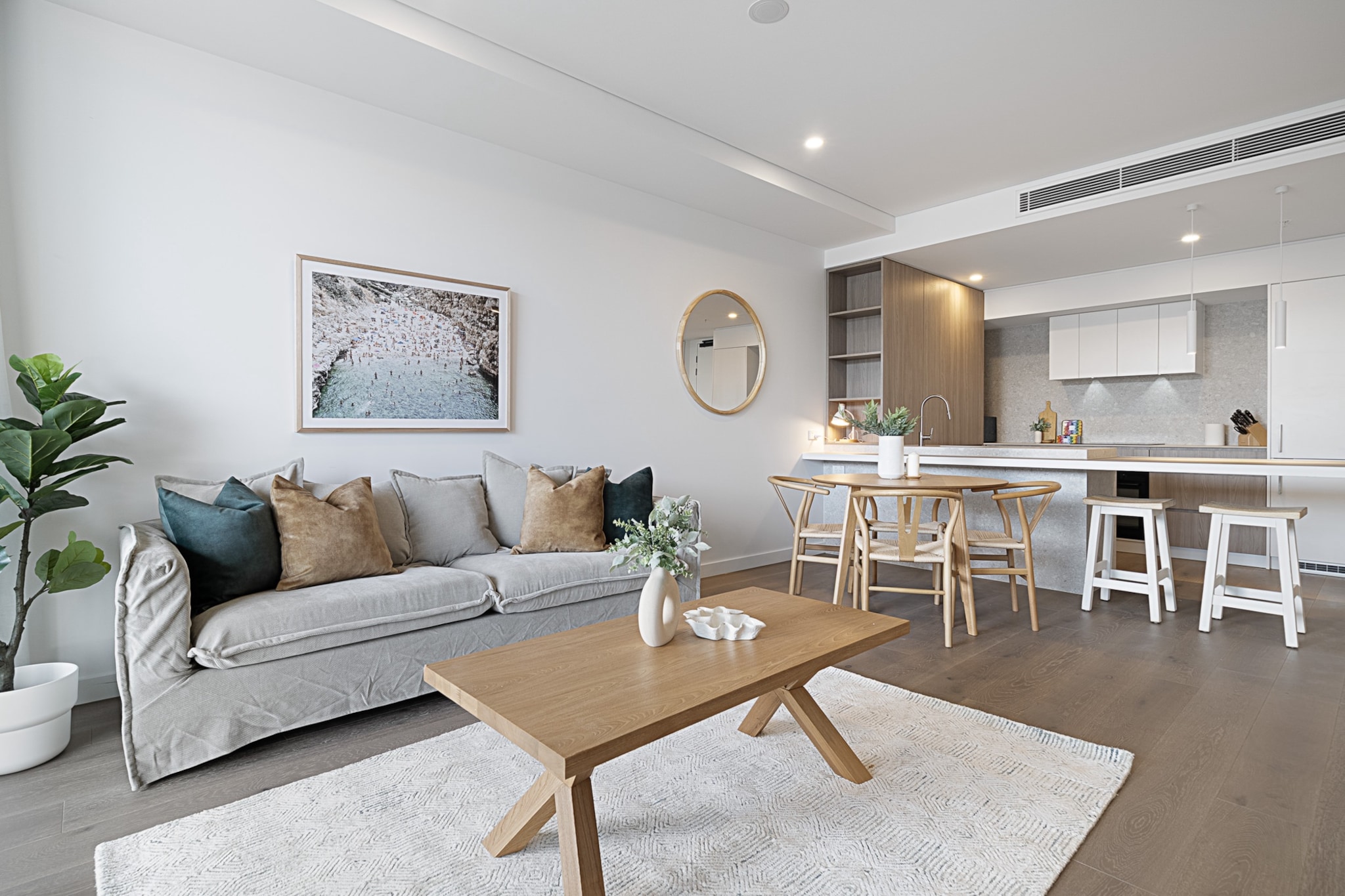 Bed Linen, Desk, Elevator, Hot Water, Internet Access DSL, Wardrobe, Living room(TV, dining table), Kitchen(stove, electric kettle, toaster, coffee machine, oven, microwave, dishwasher, fridge, freezer), bedroom(Queen Bed), bedroom(Queen Bed), bathroom(shower, washbasin, toilet), bathroom(shower, washbasin, toilet), First Aid, Beach, Play area, tumble dryer, washing machine, balcony or terrace, heating, air conditioning, high chair, iron, hairdryer, party games, crib(free), Towels/Sheets (Incl.), shampoo, body soap, Essentials, dishes and cutlery, Dedicated workspace, Carbon monoxide detector, Coffee, Conditioner, Long term stays allowed, Near Ocean, Room-darkening shades, Shower gel, Wine glasses