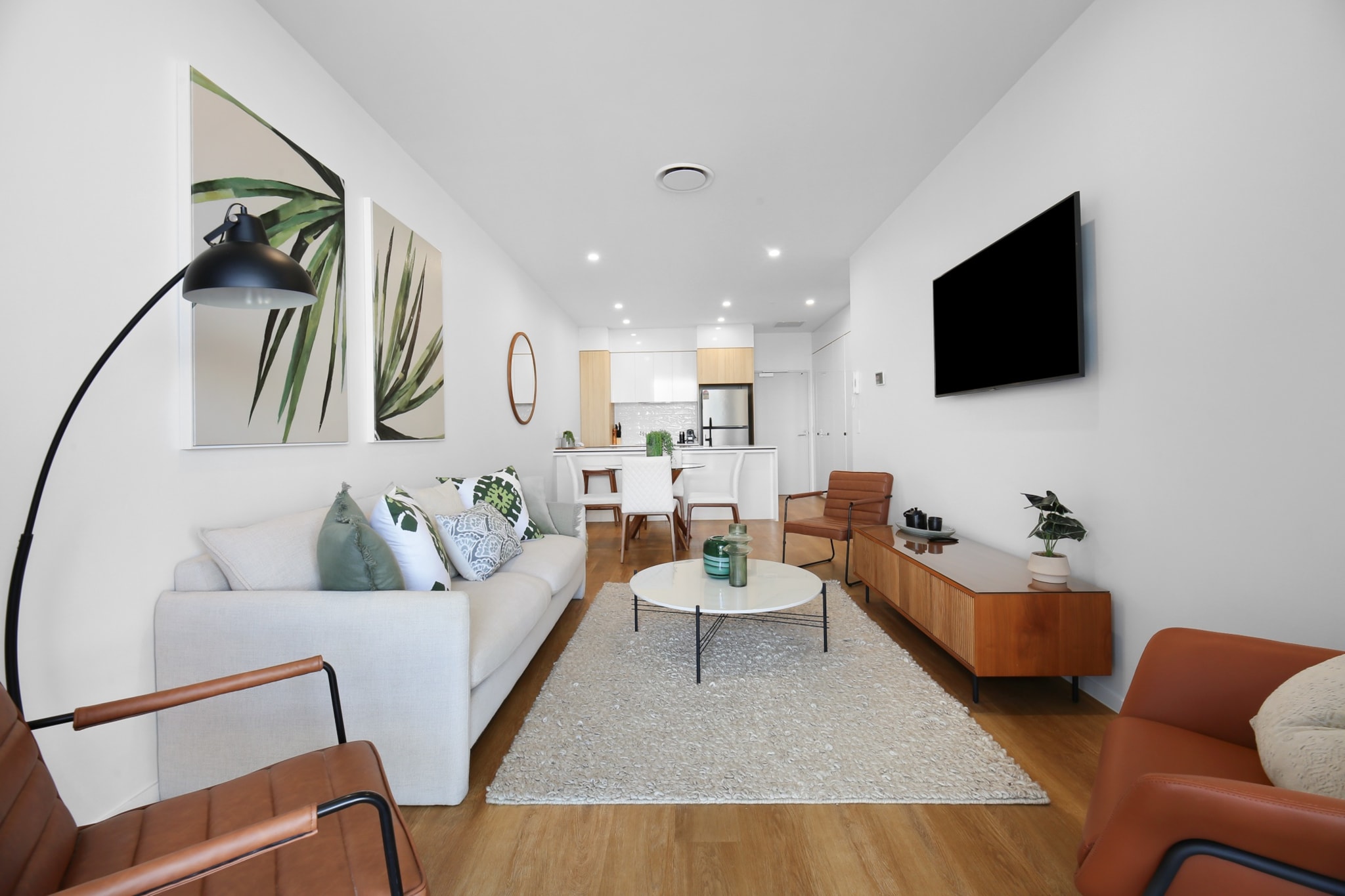 Experience the best of Surfers Paradise in this sleek 2-bedroom apartment with private balcony. Enjoy access to a pool, gym, and BBQ area, plus the comfort of ducted air conditioning, a full kitchen and in-unit laundry. Ideal for beach lovers, families or business travellers, this light-filled retreat also includes secure parking and self check-in for a seamless stay. Despite the convenient location, the apartment is quiet with no discernible traffic noise.
The space
Step into a beautifully appointed apartment that blends comfort and convenience. The open-plan living and dining space is light-filled and features a four-seater couch, smart TV, and sliding glass doors leading to a private balcony with outdoor seating. The kitchen is fully equipped, boasting an induction cooktop, electric oven, and a sleek breakfast bar with two stools. Two bedrooms include one queen and two single beds, dressed in quality linens with ample storage and bedside lighting. The main bedroom features an en-suite, while the second bathroom is easily accessible for guests. Vinyl flooring, neutral tones and stylish décor create a homely atmosphere. A laundry nook with washer and dryer sits just behind the entrance door. Guests also enjoy access to a pool, gym, BBQ area, and sunset deck on Level 1.
Living Room
-Couch seats 4 people + armchairs
-TV with free-to-air channels & Netflix (guests to use their own credentials)
Kitchen & Dining Area
-Fully equipped with cutlery and utensils
-Electric oven and induction stovetop
-Dining area seats 4, and countertop seats 2
Bathroom & Laundry
-Laundry nook available with washer and dryer
-Travel essentials, towels and hairdryer provided
Amenity Notes
-Onsite parking in spot (2.2m height clearance, 1 car)
-Ducted A/C (heating + cooling) throughout
-Wi-Fi is available
-Private Amenities: Balcony with outdoor seating for 4
-Building Amenities: Communal pool (not heated), gym, BBQ area, and sunset deck on Level 1
Local area description
Surfers Paradise offers a vibrant coastal lifestyle with golden beaches, lively nightlife, and endless dining options. Just minutes away, explore Cavill Avenue, Sky Point Observation Deck, and Chevron Renaissance Shopping Centre. A perfect hub for families and couples alike.
House rules
You are staying in a friendly and peaceful neighbourhood and we kindly ask you to respect the community and your surrounding neighbours. The following strict House Rules apply:
- No loud noise between 10 pm and 8 am
- No parties or antisocial behaviour
- No additional people are to access the property without our prior approval
- No pets are allowed in the property
- No smoking is allowed at any times
- If you break something, please let us know
- To help protect all floor coverings, do not wear any shoes inside the property
Please be aware that excessive noise such as amplified music, vocals or screaming or anti-social behaviour in the property or common areas can cause neighbours to complain to us, the Building Manager, Council Rangers or Police.
IMPORTANT:
- Any breach of the House Rules may lead to a $500 fine plus compensation for any cost/damage created and immediate eviction of the property without refund.
Finally, when checking out, we kindly ask you for the following:
- Please leave all beds unmade
- Please clean up your dishes and put them away
- In case you have rearranged furniture, please put it back to the original location
- Please take out the rubbish and remember to use the right bins
- Please ensure all appliances, A/C and lights are off and doors and windows are closed.
- Please check your accommodation thoroughly before departing to avoid any unintentional items left behind.
We are not liable for any items left behind after your stay. In the rare event that a guest reports a missing item, we will make every effort to locate it for you, but we cannot guarantee its retrieval. If the item is found, we will gladly assist in arranging its return to an address within Australia, subject to postage and service fees.
Interaction with guests
Welcome to MadeComfy! Our local team curates stays in exceptional Australian & New Zealand properties, ensuring style, comfort, and prime locations for discerning guests. We prioritise your needs to provide a memorable home-away-from-home experience. Explore our digital guidebooks for local recommendations, and don't hesitate to contact us throughout your stay. We're here to ensure your comfort - enjoy your stay with MadeComfy.
Notes
For your comfort, this property is prepared with professional-grade hotel-style linen, including a three-sheet setup, ensuring a fresh and hygienic sleep experience.
Extra Services:
- Early Check-in: Our standard check-in is at 3 pm. To guarantee early access to the property we suggest booking the night before if available. Otherwise, early check-in is subject to availability from the night before at an additional cost.
- Late check-out: Our standard check-out is at 10 am. To guarantee a later check-out of the property we suggest booking an additional night if available. Otherwise, a late check-out is subject to availability from the night before to an additional cost.
- Baggage: For security reasons, we are unable to receive or to keep unattended baggage before check-in or after check-out
- We provide a small welcome amenity pack to get your stay started.
- This booking is protected with coverage for lost baggage and emergency medical expenses, provided by Travel Support with claim upto 500 AUD (T&C Applies). For more details reach out to Guest Support team post booking.
Access description
Key collection is onsite. Further details will be provided 3 days before check-in if your booking is successfully reserved.
Getting around
Public Transport
Bus stops and tram stations are within walking distance, including Surfers Paradise Station (G:link light rail).
Getting There
Surfers Paradise is approx. 35 min by car from Gold Coast Airport and 1 hr 15 min from Brisbane CBD.