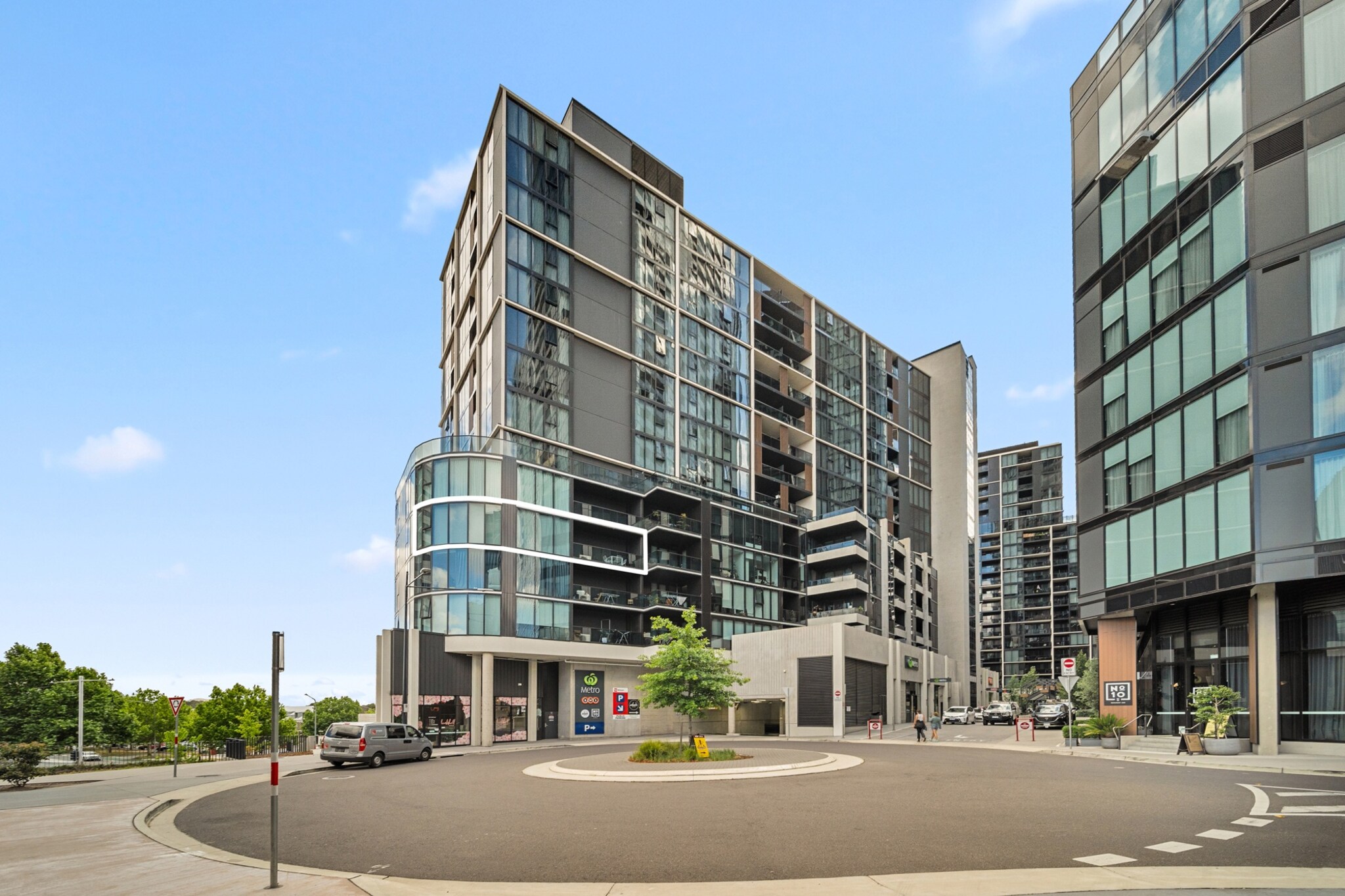 Enjoy a stylish stay in this modern 2-bed apartment in the heart of Belconnen. Featuring a private balcony, rooftop BBQ area, and full kitchen, it's perfect for travellers seeking comfort and convenience. Relax in the spacious living area or retreat to bedrooms with blackout blinds. Self-check-in available with key collection offsite.
The space
This elegant 2-bedroom apartment blends contemporary design with everyday comfort. Both bedrooms are fitted with queen and double beds, blackout blinds, and ample storage, offering a restful retreat after a day exploring Canberra. The main bedroom includes a private en-suite and a study nook, ideal for remote work or quiet reading. The open-plan living and dining area is styled with a 3-seater couch, armchair, coffee table, and a flat-screen TV with Free-to-Air and streaming capabilities. A sleek kitchen with an electric stovetop, oven, and Smeg appliances provides everything needed to prepare meals, complemented by a dining table and breakfast bar seating. Step outside to the private balcony accessed from both the living room and main bedroom, perfect for morning coffee or evening wine. Guests can enjoy the rooftop garden and BBQ area located on level 14, accessible by lift. The home also includes a private laundry with a washer and dryer.
Living Room
- Couch seats 3 people + armchair
- TV with Free-to-Air and streaming access (guests to use their own credentials)
Kitchen & Dining Area
- Fully equipped with cutlery and utensils
- Electric oven and electric stovetop
- Dining area seats 4, and countertop seats 2
Bathroom & Laundry
- Laundry room available with washer and dryer
- Travel essentials, towels and hairdryer provided
Amenity Notes
- Onsite underground parking for 1 car (2.2m height)
- Air conditioning (heating + cooling) in the living area and the main bedroom
- Fan in the second bedroom
- Study nook located in the main bedroom
- Wi-Fi is available
- Balcony with outdoor furniture for 2
- Rooftop garden and BBQ area on Level 14
Local area description
Located in the heart of Belconnen, this apartment is just steps from Lake Ginninderra, ideal for waterfront walks and dining. Westfield Belconnen offers shopping and cafes nearby, while the University of Canberra is just minutes away. Enjoy an urban lifestyle with nature at your doorstep.
House rules
You are staying in a friendly and peaceful neighbourhood and we kindly ask you to respect the community and your surrounding neighbours. The following strict House Rules apply:
- No loud noise between 10 pm and 8 am
- No parties or antisocial behaviour
- No additional people are to access the property without our prior approval
- No pets are allowed in the property without approval
- No smoking is allowed at any times
- If you break something, please let us know
- To help protect all floor coverings, do not wear any shoes inside the property
Please be aware that excessive noise such as amplified music, vocals or screaming or anti-social behaviour in the property or common areas can cause neighbours to complain to us, the Building Manager, Council Rangers or Police.
IMPORTANT:
- Any breach of the House Rules may lead to a $500 fine plus compensation for any cost/damage created and immediate eviction of the property without refund.
- Pets are available on request unless the property states it is pet friendly. Any stays with pets will incur an additional cleaning fee of $200.
Finally, when checking out, we kindly ask you for the following:
- Please leave all beds unmade
- Please clean up your dishes and put them away
- In case you have rearranged furniture, please put it back to the original location
- Please take out the rubbish and remember to use the right bins
- Please ensure all appliances, A/C and lights are off and doors and windows are closed.
- Please check your accommodation thoroughly before departing to avoid any unintentional items left behind.
We are not liable for any items left behind after your stay. In the rare event that a guest reports a missing item, we will make every effort to locate it for you, but we cannot guarantee its retrieval. If the item is found, we will gladly assist in arranging its return to an address within Australia, subject to postage and service fees.
Interaction with guests
Welcome to MadeComfy! Our local team curates stays in exceptional Australian & New Zealand properties, ensuring style, comfort, and prime locations for discerning guests. We prioritise your needs to provide a memorable home-away-from-home experience. Explore our digital guidebooks for local recommendations, and don't hesitate to contact us throughout your stay. We're here to ensure your comfort - enjoy your stay with MadeComfy.
Notes
For your comfort, this property is prepared with professional-grade hotel-style linen, including a three-sheet setup, ensuring a fresh and hygienic sleep experience.
Extra Services:
- Early Check-in: Our standard check-in is at 3 pm. To guarantee early access to the property we suggest booking the night before if available. Otherwise, early check-in is subject to availability from the night before at an additional cost.
- Late check-out: Our standard check-out is at 10 am. To guarantee a later check-out of the property we suggest booking an additional night if available. Otherwise, a late check-out is subject to availability from the night before to an additional cost.
- Baggage: For security reasons, we are unable to receive or to keep unattended baggage before check-in or after check-out
- We provide a small welcome amenity pack to get your stay started.
- This booking is protected with coverage for lost baggage and emergency medical expenses, provided by Travel Support with claim upto 500 AUD (T&C Applies). For more details reach out to Guest Support team post booking.
Access description
The key collection is located offsite. Further details will be provided 3 days before check-in if your booking is successfully reserved.
Getting around
Public Transport:
Nearby bus stops connect to central Canberra. Belconnen Interchange offers access to multiple lines.
Getting There:
Approx. 20 min drive from Canberra Airport (CBR). Canberra CBD is 15 min by car or bus.