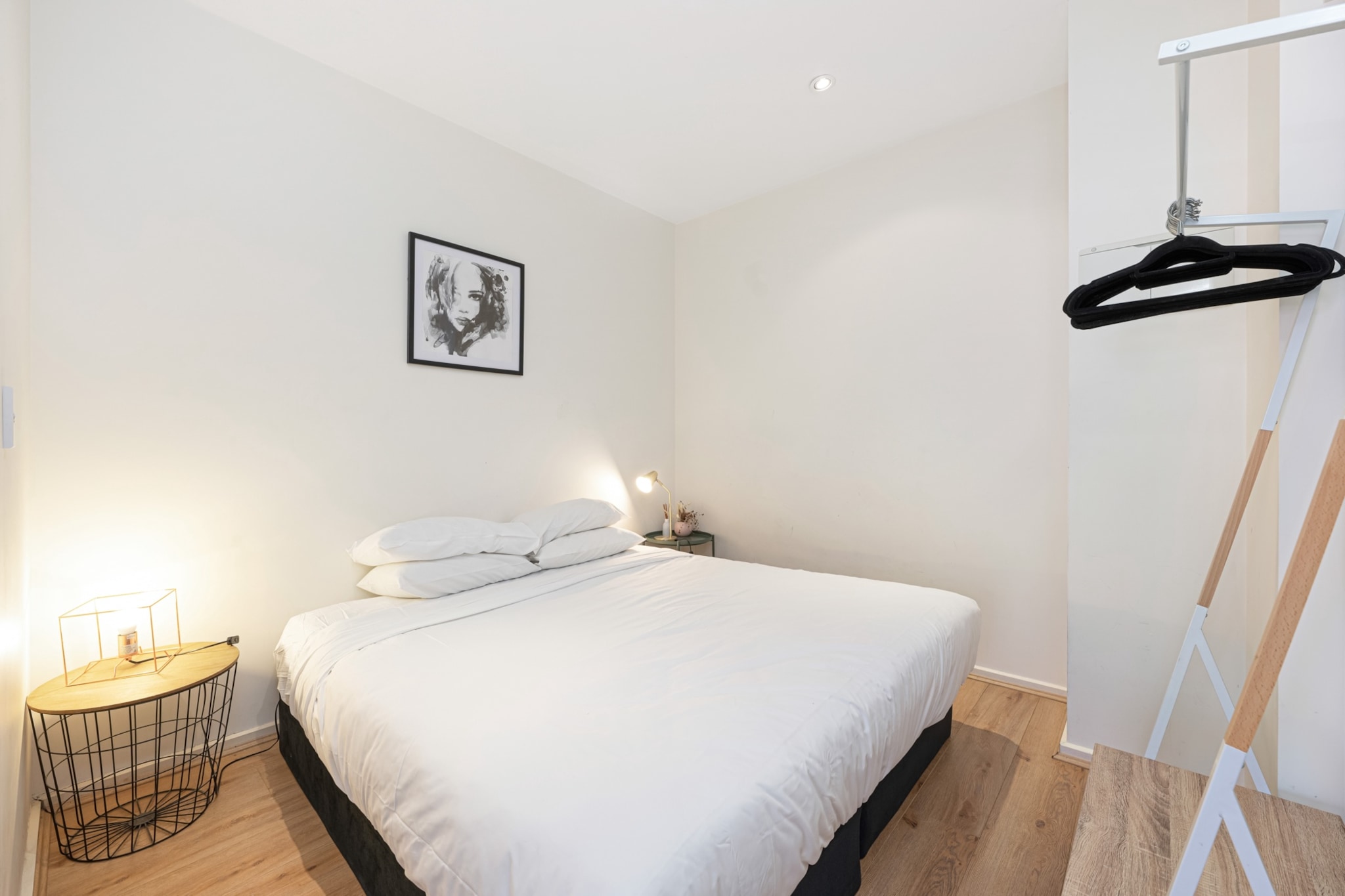 Enjoy a stylish stay in this well-appointed 2-bedroom apartment in central Adelaide. Featuring a private balcony, open living and dining area, and a sleek gas kitchen, itâ€™s ideal for business travellers, couples, or small groups. Located at your doorstep is, shops, dining and cultural sites and offers modern comforts with self-check-in for a seamless city escape.
The space
Set within a secure apartment building, this city escape features a vibrant living room with a green 3-seater couch, smart TV, decorative touches, and floorboards with a cosy rug. The adjoining dining space seats four, while a modern kitchen with a gas cooktop and electric oven caters for home dining. Both bedrooms include king and queen beds with bedside lamps and ample storage. The combined bathroom-laundry includes a washer, dryer, and essential amenities. A balcony accessed via the living room adds a private outdoor touchâ€”perfect for morning coffee or evening unwinding. The apartment is styled with simplicity, offering comfort and convenience amid city buzz.
 
Living Room
- Couch seats 3 people
- TV with streaming access (guests to use their own credentials)
 
Kitchen & Dining Area
- Fully equipped with cutlery and utensils
- Electric oven and gas stovetop
- Dining area seats 4 and countertop seats 2
 
Bathroom & Laundry
- Laundry room available with washer and dryer
- Travel essentials, towels and hairdryer provided
 
Amenity Notes
- Parking: Public parking nearby (paid)
- A/C & Heating: Split system in living/dining cools and heats all rooms
- WiFi is available
- Balcony accessed via living room