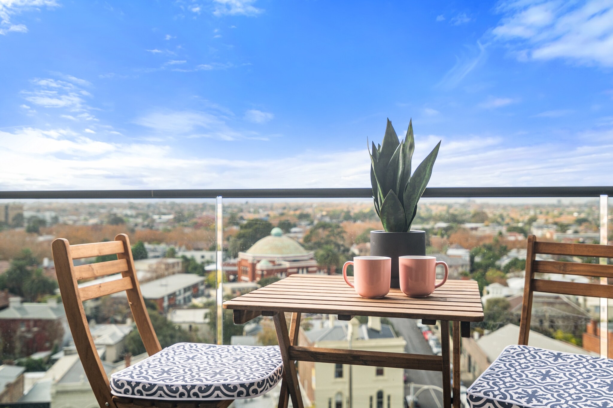 Relax in this bright and welcoming St Kilda apartment, ideal for solo travellers or couples. Enjoy a private balcony, ducted air conditioning in the living area, a fully equipped kitchen, and a secure garage parking spot. Positioned close to the beach, local eateries, and trams, this inviting space is perfect for a laid-back stay with all essentials provided.
The space
Step into a sunlit, contemporary 1-bed, 1 bath apartment that invites calm and convenience. The living area is elegantly styled with a couch, a rug for texture, and artistic touches, all extending to a private balcony for fresh air and city glimpses. The bedroom boasts a comfortable queen bed dressed with light bedding and soft pillows, set against blackout blinds for restful sleep. The sleek bathroom ensures comfort and ease for guests, complemented by a private laundry area equipped with a washer and ironing facilities. The kitchen is fully equipped and features an electric oven and gas stovetop, perfect for home-cooked meals. Dine at the cosy table for four or grab a quick bite at the countertop stools. Whether you're staying for business or leisure, this stylish sanctuary makes city living simple, offering a serene space just moments from the lively culture of St Kilda.
Living Room
- Couch seats 3 people
- TV with Free-to-Air channels and streaming services (guests to use their own credentials)
Kitchen & Dining Area
- Fully equipped with cutlery and utensils
- Electric oven and gas stovetop
- Dining area seats 4, and countertop seats 2
Bathroom & Laundry
- Laundry room available with washer only + ironing facilities
- Travel essentials, towels and hairdryer provided
Amenity Notes
- Onsite parking: garage for 1 car, max height 2.2m
- Ducted A/C (heating + cooling) in living area
- Wi-Fi is available
- Private balcony with outdoor seating for 2
- East-facing balcony allows for watching the sunrise + the hot air balloons
Local area description
Nestled in vibrant St Kilda, this apartment is in a prime location steps from Fitzroy and Acland Street, iconic Luna Park, and palm-lined Albert Park Lake. Enjoy the buzzing beach lifestyle, easy access to local trams direct to the city and laid-back dining spots. Explore St Kilda Beach, St Kilda Botanical Gardens, Chapel Street, and walk the historic pier or catch live music at The Espy—perfect for city lovers and beachgoers alike.
House rules
You are staying in a friendly and peaceful neighbourhood and we kindly ask you to respect the community and your surrounding neighbours. The following strict House Rules apply:
- No loud noise between 10 pm and 8 am
- No parties or antisocial behaviour
- No additional people are to access the property without our prior approval
- No pets are allowed in the property without approval
- No smoking is allowed at any times
- If you break something, please let us know
- To help protect all floor coverings, do not wear any shoes inside the property
Please be aware that excessive noise such as amplified music, vocals or screaming or anti-social behaviour in the property or common areas can cause neighbours to complain to us, the Building Manager, Council Rangers or Police.
IMPORTANT:
- Any breach of the House Rules may lead to a $500 fine plus compensation for any cost/damage created and immediate eviction of the property without refund.
- Pets are available on request unless the property states it is pet friendly. Any stays with pets will incur an additional cleaning fee of $200.
Finally, when checking out, we kindly ask you for the following:
- Please leave all beds unmade
- Please clean up your dishes and put them away
- In case you have rearranged furniture, please put it back to the original location
- Please take out the rubbish and remember to use the right bins
- Please ensure all appliances, A/C and lights are off and doors and windows are closed.
- Please check your accommodation thoroughly before departing to avoid any unintentional items left behind.
We are not liable for any items left behind after your stay. In the rare event that a guest reports a missing item, we will make every effort to locate it for you, but we cannot guarantee its retrieval. If the item is found, we will gladly assist in arranging its return to an address within Australia, subject to postage and service fees.
Interaction with guests
Welcome to MadeComfy! Our local team curates stays in exceptional Australian & New Zealand properties, ensuring style, comfort, and prime locations for discerning guests. We prioritise your needs to provide a memorable home-away-from-home experience. Explore our digital guidebooks for local recommendations, and don't hesitate to contact us throughout your stay. We're here to ensure your comfort - enjoy your stay with MadeComfy.
Notes
For your comfort, this property is prepared with professional-grade hotel-style linen, including a three-sheet setup, ensuring a fresh and hygienic sleep experience.
Extra Services:
- Early Check-in: Our standard check-in is at 3 pm. To guarantee early access to the property we suggest booking the night before if available. Otherwise, early check-in is subject to availability from the night before at an additional cost.
- Late check-out: Our standard check-out is at 10 am. To guarantee a later check-out of the property we suggest booking an additional night if available. Otherwise, a late check-out is subject to availability from the night before to an additional cost.
- Baggage: For security reasons, we are unable to receive or to keep unattended baggage before check-in or after check-out
- We provide a small welcome amenity pack to get your stay started.
- This booking is protected with coverage for lost baggage and emergency medical expenses, provided by Travel Support with claim upto 500 AUD (T&C Applies). For more details reach out to Guest Support team post booking.
Access description
The key collection is located offsite. Further details will be provided 3 days before check-in if your booking is successfully reserved.
Getting around
Public Transport
The nearest train stations are Windsor or Balaclava.
Local trams run along St Kilda Rd with stops just metres away. Nearby bus routes connect to Melbourne CBD and surrounding suburbs.
Getting There
Melbourne Airport is approx. 35 mins by car. Melbourne CBD is a 15-min tram ride away.