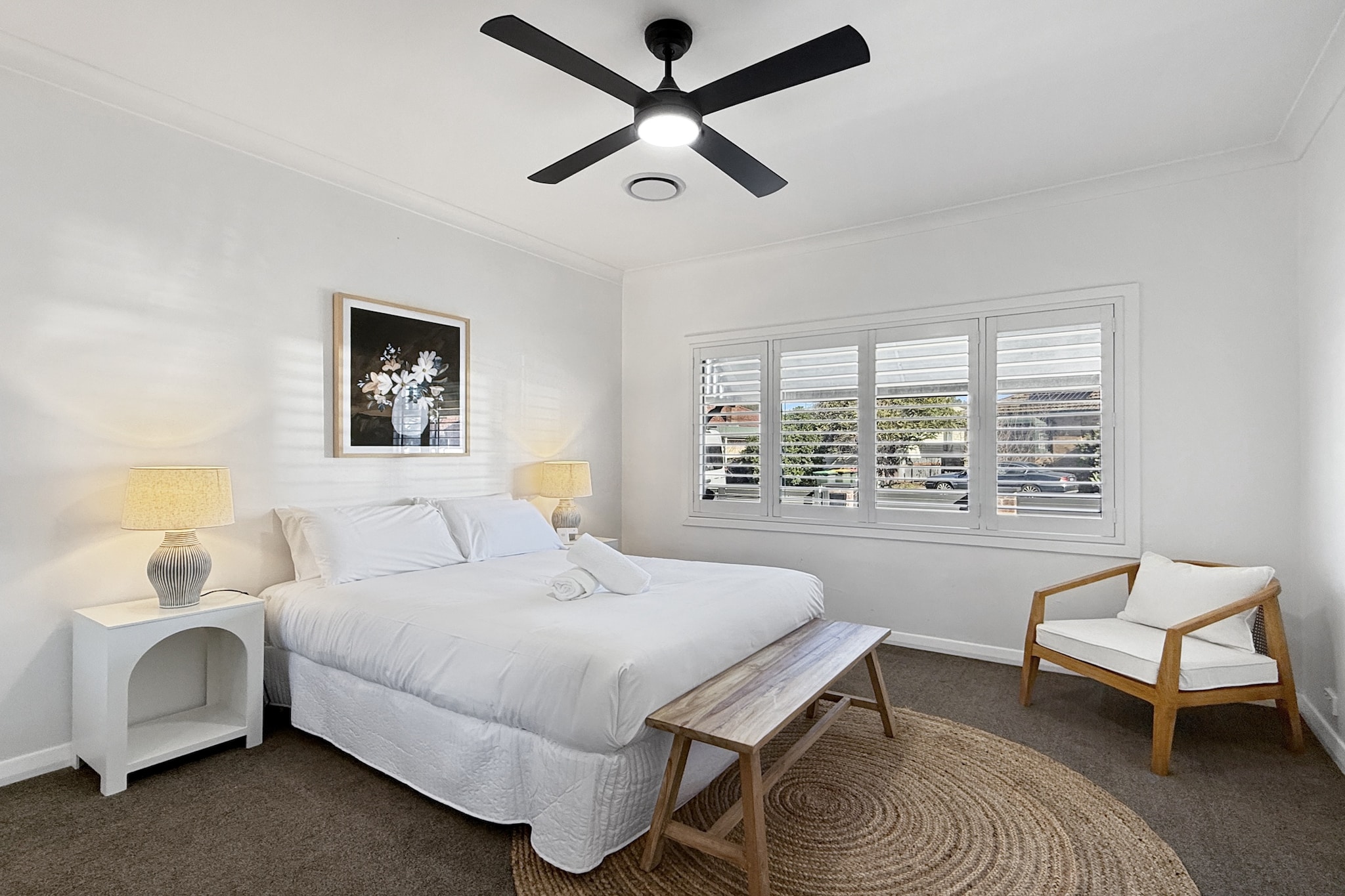 Unwind in this stylish 3-bedroom Mayfield home with a private pool and inviting outdoor dining area. Designed for comfort, it offers ducted A/C, a study nook, and full kitchen amenities. Ideal for families or business travellers, it features self-check-in, Wi-Fi, and on-site parking.
The space
Step into this beautifully presented 3-bedroom house where contemporary charm meets thoughtful design. Each bedroom offers a relaxing atmosphere with comfortable double and single beds, blackout shutters, and ceiling fans. The master bedroom has an ensuite for added privacy. The open-plan living area features a plush couch, armchairs, a TV and stylish dÃ©cor. The dining area comfortably seats five, with additional countertop seating for two. The fully equipped kitchen includes a gas stovetop, electric oven, dishwasher, coffee machine, and ample kitchenware. Outdoors, enjoy the in-ground pool, BBQ, and an alfresco dining setup with seating. A dedicated study nook in the main bedroom caters to remote work needs. With a private laundry, ducted A/C throughout, and keyless entry via lockbox, this home ensures a seamless and enjoyable stay.
 
Living Area
- Couch seats 3 people + 2 armchairs
- TV with Free-to-Air and streaming apps (guests to use their own credentials)
 
Kitchen & Dining Area
- Fully equipped with cutlery and utensils
- Oven and gas stovetop
- Dining area seats 5, and countertop seats 2
 
Bathroom & Laundry
- Main bathroom & Ensuite
- Laundry room available with washer-dryer combo
- Travel essentials, towels and hairdryer provided
 
Amenity Notes
-Onsite driveway for 2 vehicles (no garage access)
- Ducted A/C (heating + cooling) throughout
- Ceiling fans in all bedrooms
- Study nook located in the master bedroom
- Wi-Fi is available
- Private pool
- Outdoor deck with BBQ and dining set for 8
Local area description
Located in peaceful Mayfield, this home is close to Newcastleâ€™s top spots. Enjoy cafes, local shops, and parks just a short walk away. Newcastle CBD, Nobbys Beach, and the iconic Newcastle Memorial Walk are all within easy reach, making it ideal for both leisure and business travellers.
House rules
You are staying in a friendly and peaceful neighbourhood and we kindly ask you to respect the community and your surrounding neighbours. The following strict House Rules apply:
 
- No loud noise between 10 pm and 8 am
- No parties or antisocial behaviour
- No additional people are to access the property without our prior approval
- No pets are allowed in the property without approval
- No smoking is allowed at any times
- If you break something, please let us know
- To help protect all floor coverings, do not wear any shoes inside the property
 
Please be aware that excessive noise such as amplified music, vocals or screaming or anti-social behaviour in the property or common areas can cause neighbours to complain to us, the Building Manager, Council Rangers or Police.
 
IMPORTANT:
- Any breach of the House Rules may lead to a $500 fine plus compensation for any cost/damage created and immediate eviction of the property without refund.
- Pets are available on request unless the property states it is pet friendly. Any stays with pets will incur an additional cleaning fee of $200.
 
Finally, when checking out, we kindly ask you for the following:
 
- Please leave all beds unmade
- Please clean up your dishes and put them away
- In case you have rearranged furniture, please put it back to the original location
- Please take out the rubbish and remember to use the right bins
- Please ensure all appliances, A/C and lights are off and doors and windows are closed.
- Please check your accommodation thoroughly before departing to avoid any unintentional items left behind.
 
We are not liable for any items left behind after your stay. In the rare event that a guest reports a missing item, we will make every effort to locate it for you, but we cannot guarantee its retrieval. If the item is found, we will gladly assist in arranging its return to an address within Australia, subject to postage and service fees.
Interaction with guests
Welcome to MadeComfy! Our local team curates stays in exceptional Australian & New Zealand properties, ensuring style, comfort, and prime locations for discerning guests. We prioritise your needs to provide a memorable home-away-from-home experience. Explore our digital guidebooks for local recommendations, and don't hesitate to contact us throughout your stay. We're here to ensure your comfort - enjoy your stay with MadeComfy.
Notes
For your comfort, this property is prepared with professional-grade hotel-style linen, including a three-sheet setup, ensuring a fresh and hygienic sleep experience.
 
Extra Services:
- Early Check-in: Our standard check-in is at 3 pm. To guarantee early access to the property we suggest booking the night before if available. Otherwise, early check-in is subject to availability from the night before at an additional cost.
- Late check-out: Our standard check-out is at 10 am. To guarantee a later check-out of the property we suggest booking an additional night if available. Otherwise, a late check-out is subject to availability from the night before to an additional cost.
- Baggage: For security reasons, we are unable to receive or to keep unattended baggage before check-in or after check-out
- We provide a small welcome amenity pack to get your stay started.
- This booking is protected with coverage for lost baggage and emergency medical expenses, provided by Travel Support with claim upto 500 AUD (T&C Applies). For more details reach out to Guest Support team post booking.
Access description
Key collection is onsite. Further details will be provided 3 days before check-in if your booking is successfully reserved.
Getting around
Public Transport
Regular buses run along Maitland Rd and Mayfieldâ€™s Waratah Station offers train connections across Newcastle.
 
Getting There
25 mins by car from Newcastle Airport; approx. 10 mins from Newcastle CBD.