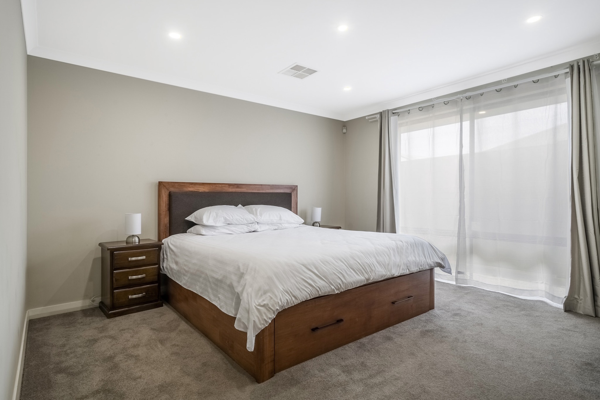 Enjoy a spacious family home in peaceful Byford, perfect for a relaxed getaway. This 4-bedroom house features ducted air conditioning, multiple living areas including a theatre room, a private backyard with BBQ, and a fully equipped kitchen. Ideal for families or groups, with self check-in and on-site parking provided.
The space
This spacious Byford home offers a warm welcome with generous interiors and inviting outdoor living. Inside, the house features four well-appointed bedrooms with a mix of king, queen and single beds, each with bedside tables, lamps, and blackout blinds for a restful night. The master bedroom includes an en-suite bathroom. Three additional bathrooms are spread across the home for convenience.
The living areas include a main lounge with ample seating, a second lounge with a TV, and a theatre room for entertainment. A large dining table accommodates group meals, and the kitchen is fitted with essential appliances, cookware, and utensils to prepare anything from quick breakfasts to family feasts. Wooden flooring and carpeted bedrooms add comfort and warmth throughout.
Step outside to a private garden patio with full outdoor furniture and a BBQ—perfect for enjoying WA’s pleasant weather. A study nook near the entrance provides a handy space to catch up on work or reading. With ducted heating and cooling in every room, you’ll feel comfortable year-round. Laundry facilities are available in the dedicated laundry room. Whether you’re travelling with family or friends, this home is a peaceful base just minutes from Byford’s shops and parks.
Living Room
- Couch seats 8 people
- TV with Free-to-Air
Kitchen & Dining Area
- Fully equipped with cutlery, and utensils
- Gas stovetop and electric oven
- Dining area seats 8 and countertop seats 2
Bathroom & Laundry
- Laundry room available with washer and dryer
- Travel essentials, towels and hairdryer provided
Amenity Notes
- Onsite parking on the driveway for up to 4 cars
- Ducted A/C (heating + cooling) throughout
- Study nook located near the entry door
- Wi-Fi is available
- Private amenities: Outdoor area with full furniture and BBQ
- Building amenities: Pool table and gym equipment located at the back of property
Local area description
Located in peaceful Byford, this home is surrounded by nature and suburban charm. Discover scenic walks in Byford Bushland, enjoy local cafés and shops at Lakeside Plaza, and take the family to Cohunu Koala Park for a memorable day out. Just a short drive from Armadale and easy access to Perth’s outer suburbs, Byford blends convenience with a relaxed country-town feel.
House rules
You are staying in a friendly and peaceful neighbourhood and we kindly ask you to respect the community and your surrounding neighbours. The following strict House Rules apply:
- No loud noise between 10 pm and 8 am
- No parties or antisocial behaviour
- No additional people are to access the property without our prior approval
- No pets are allowed in the property without approval
- No smoking is allowed at any times
- If you break something, please let us know
- To help protect all floor coverings, do not wear any shoes inside the property
Please be aware that excessive noise such as amplified music, vocals or screaming or anti-social behaviour in the property or common areas can cause neighbours to complain to us, the Building Manager, Council Rangers or Police.
IMPORTANT:
- Any breach of the House Rules may lead to a $500 fine plus compensation for any cost/damage created and immediate eviction of the property without refund.
- Pets are available on request unless the property states it is pet friendly. Any stays with pets will incur an additional cleaning fee of $200.
Finally, when checking out, we kindly ask you for the following:
- Please leave all beds unmade
- Please clean up your dishes and put them away
- In case you have rearranged furniture, please put it back to the original location
- Please take out the rubbish and remember to use the right bins
- Please ensure all appliances, A/C and lights are off and doors and windows are closed.
- Please check your accommodation thoroughly before departing to avoid any unintentional items left behind.
We are not liable for any items left behind after your stay. In the rare event that a guest reports a missing item, we will make every effort to locate it for you, but we cannot guarantee its retrieval. If the item is found, we will gladly assist in arranging its return to an address within Australia, subject to postage and service fees.
Interaction with guests
Welcome to MadeComfy! Our local team curates stays in exceptional Australian & New Zealand properties, ensuring style, comfort, and prime locations for discerning guests. We prioritise your needs to provide a memorable home-away-from-home experience. Explore our digital guidebooks for local recommendations, and don't hesitate to contact us throughout your stay. We're here to ensure your comfort - enjoy your stay with MadeComfy.
Notes
For your comfort, this property is prepared with professional-grade hotel-style linen, including a three-sheet setup, ensuring a fresh and hygienic sleep experience.
Extra Services:
- Early Check-in: Our standard check-in is at 3 pm. To guarantee early access to the property we suggest booking the night before if available. Otherwise, early check-in is subject to availability from the night before at an additional cost.
- Late check-out: Our standard check-out is at 10 am. To guarantee a later check-out of the property we suggest booking an additional night if available. Otherwise, a late check-out is subject to availability from the night before to an additional cost.
- Baggage: For security reasons, we are unable to receive or to keep unattended baggage before check-in or after check-out
- We provide a small welcome amenity pack to get your stay started.
- This booking is protected with coverage for lost baggage and emergency medical expenses, provided by Travel Support with claim upto 500 AUD (T&C Applies). For more details reach out to Guest Support team post booking.
Access description
Key collection is onsite. Further details will be provided 3 days before check-in if your booking is successfully reserved.
Getting around
Public Transport
Bus services run along Abernethy Rd and access nearby Armadale Train Station, connecting to Perth CBD.
Getting There
Byford is approx. 35 min (43 km) from Perth Airport and 40 min from Perth CBD by car.