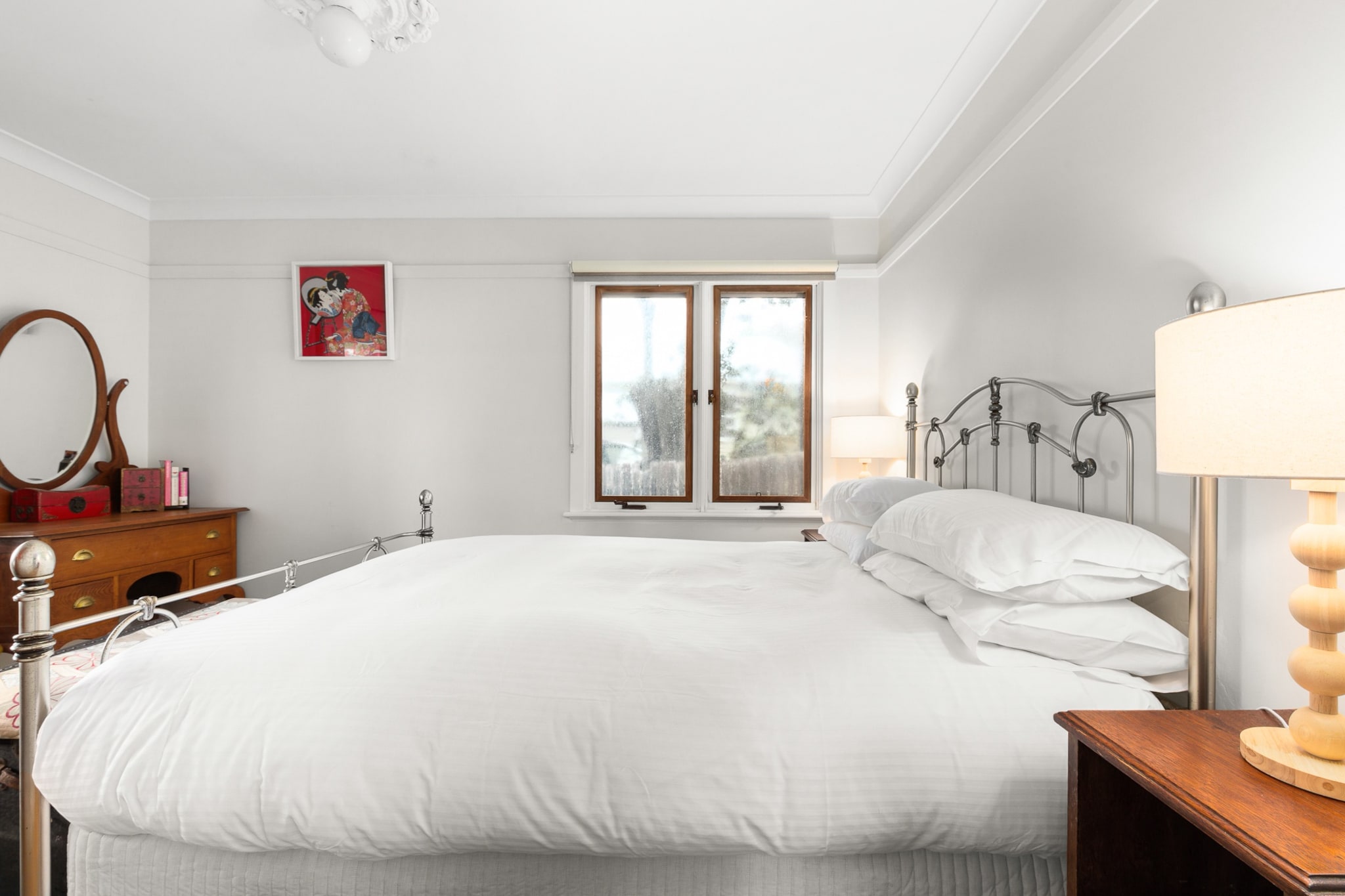 Set in Blackheathâ€™s tranquil surrounds, this bright 3-bedroom home offers a spacious retreat for families or groups. Enjoy a relaxing lounge with fireplace, a fully equipped kitchen, and private backyard with BBQ. With ducted A/C throughout, Wi-Fi, and laundry facilities, everythingâ€™s ready for a comfortable stay. Self-check-in available for added convenience.

The space
This inviting 3-bedroom house blends character and comfort across its spacious layout. Inside, youâ€™ll find a sunlit living room with a six-seater couch, stylish furnishings, and a warming fireplaceâ€”perfect for evening relaxation. The gas kitchen comes equipped with ample kitchenware, a dishwasher, and generous bench space, flowing seamlessly into the dining area for shared meals.
 
Each queen bedroom features blackout blinds, soft bedding, and bedside lighting for restful nights. Two well-appointed bathrooms include essential amenities, and the private laundry offers both washer and dryer.
 
Outside, the home opens to a serene backyard with outdoor dining and BBQ, ideal for leisurely afternoons. With ducted A/C and heating throughout, a private entrance, and stairs leading to the front door, every element is thoughtfully designed for your comfort.
 
Living Room
- Couch seats 6 people
- TV with Free-to-Air and streaming apps (guests to use their own credentials)
 
Kitchen & Dining Area
- Fully equipped with cutlery and utensils
- Oven and gas stovetop
- Dining area seats 6
 
Bathroom & Laundry
- Laundry room available with washer and dryer
- Travel essentials, towels and hairdryer provided
 
Amenity Notes
- No onsite parking available
- Wi-Fi is available
- Ducted A/C (heating + cooling) throughout
- Fireplace located in the living room (wood required)
- Private BBQ area accessible from the back of the house
- Full outdoor furniture set in backyard with fire pit
Local area description
Located in the heart of Blackheath, this home places you near the breathtaking Blue Mountains National Park. Enjoy bushwalking, boutique cafes, and antique shops, all within minutes. Nearby attractions include Govetts Leap Lookout, Blackheath Golf Club, and the vibrant Blackheath Markets.
House rules
You are staying in a friendly and peaceful neighbourhood and we kindly ask you to respect the community and your surrounding neighbours. The following strict House Rules apply:
 
- No loud noise between 10 pm and 8 am
- No parties or antisocial behaviour
- No additional people are to access the property without our prior approval
- No pets are allowed in the property without approval
- No smoking is allowed at any times
- If you break something, please let us know
- To help protect all floor coverings, do not wear any shoes inside the property
 
Please be aware that excessive noise such as amplified music, vocals or screaming or anti-social behaviour in the property or common areas can cause neighbours to complain to us, the Building Manager, Council Rangers or Police.
 
IMPORTANT:
- Any breach of the House Rules may lead to a $500 fine plus compensation for any cost/damage created and immediate eviction of the property without refund.
 
Finally, when checking out, we kindly ask you for the following:
 
- Please leave all beds unmade
- Please clean up your dishes and put them away
- In case you have rearranged furniture, please put it back to the original location
- Please take out the rubbish and remember to use the right bins
- Please ensure all appliances, A/C and lights are off and doors and windows are closed.
- Please check your accommodation thoroughly before departing to avoid any unintentional items left behind.
 
We are not liable for any items left behind after your stay. In the rare event that a guest reports a missing item, we will make every effort to locate it for you, but we cannot guarantee its retrieval. If the item is found, we will gladly assist in arranging its return to an address within Australia, subject to postage and service fees.
Interaction with guests
Welcome to MadeComfy! Our local team curates stays in exceptional Australian & New Zealand properties, ensuring style, comfort, and prime locations for discerning guests. We prioritise your needs to provide a memorable home-away-from-home experience. Explore our digital guidebooks for local recommendations, and don't hesitate to contact us throughout your stay. We're here to ensure your comfort - enjoy your stay with MadeComfy.
Notes
- Stairs to access the property from front gate
 
For your comfort, this property is prepared with professional-grade hotel-style linen, including a three-sheet setup, ensuring a fresh and hygienic sleep experience.
 
Extra Services:
- Early Check-in: Our standard check-in is at 3 pm. To guarantee early access to the property we suggest booking the night before if available. Otherwise, early check-in is subject to availability from the night before at an additional cost.
- Late check-out: Our standard check-out is at 10 am. To guarantee a later check-out of the property we suggest booking an additional night if available. Otherwise, a late check-out is subject to availability from the night before to an additional cost.
- Baggage: For security reasons, we are unable to receive or to keep unattended baggage before check-in or after check-out
- We provide a small welcome amenity pack to get your stay started.
- This booking is protected with coverage for lost baggage and emergency medical expenses, provided by Travel Support with claim upto 500 AUD (T&C Applies). For more details reach out to Guest Support team post booking.
Access description
Key collection is onsite. Further details will be provided 3 days before check-in if your booking is successfully reserved.
Getting around
Public Transport
Blackheath Station is 3 min by car or 10 min on foot. Buses run regularly through the town centre to nearby towns.
 
Getting There
From Sydney Airport, it takes approx. 2 hrs by car. Blackheath is a 90-min drive from Sydney CBD via the M4 and Great Western Hwy.