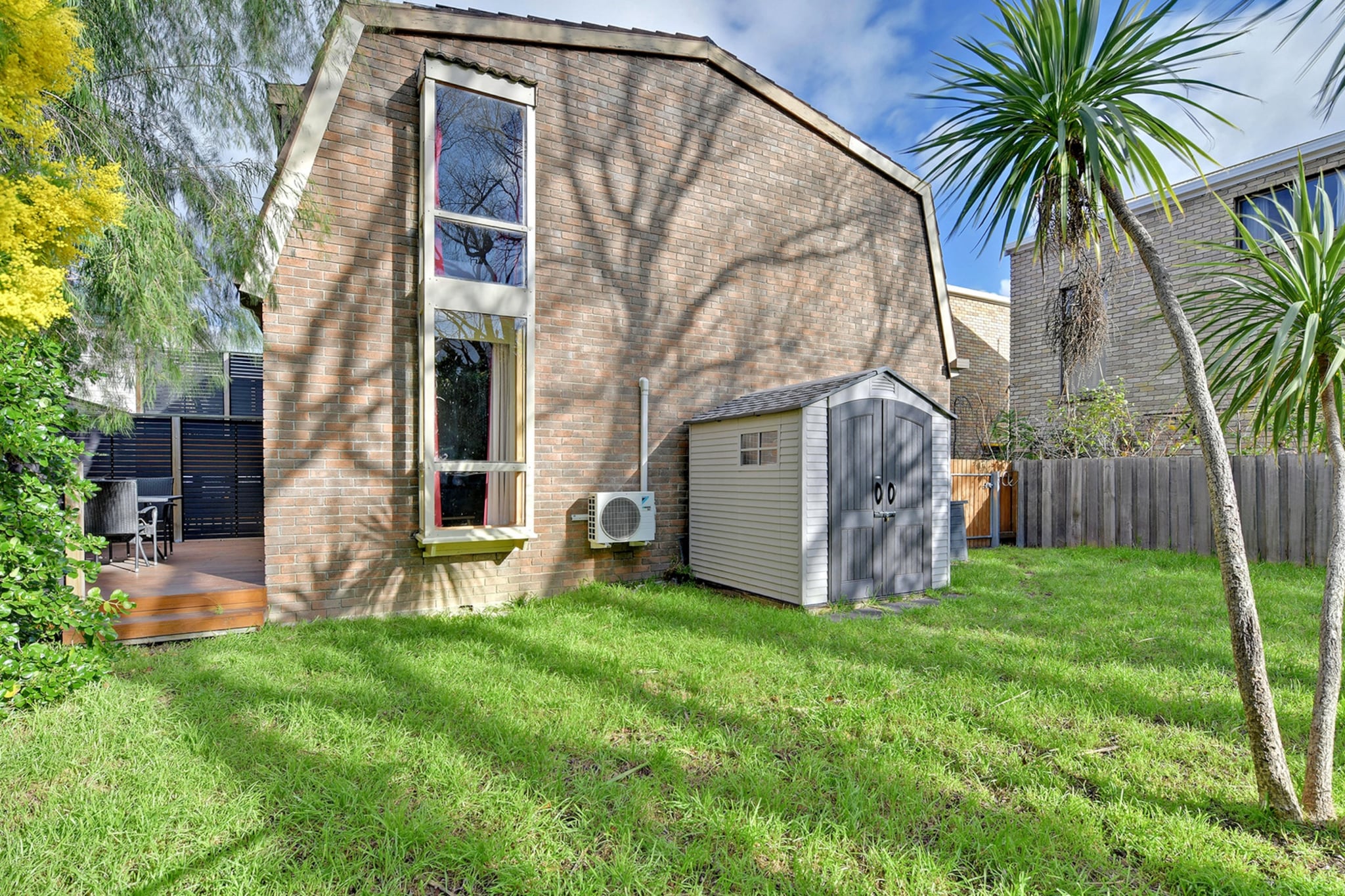 Enjoy a comfortable stay at this well-located Sandy Bay townhouse featuring two bedrooms, a private courtyard, and onsite parking. Perfect for small groups or families, it offers a fully equipped kitchen, laundry, and relaxed living areas. Close to the beach and Hobart CBD, with self-check-in available for convenience.
The space
This inviting townhouse in Sandy Bay offers a warm and functional retreat. Inside, two well-appointed bedrooms include one double and two single beds, with ample storage and heaters in each. The living area features a comfortable 4-seater couch, coffee table, and a TV for relaxed evenings. Blue carpet flooring adds warmth throughout the home.
 
The open-plan kitchen and dining area includes an electric stovetop, electric oven, fridge, microwave, toaster, and kettleâ€”everything you need for home cooking. The dining table seats four guests comfortably. A private laundry area with washer and clothes drying rack is located in the bathroom for added convenience.
 
Step outside to enjoy the private courtyard accessible from the living area or via a side gate. Outdoor furniture allows for easy alfresco dining or relaxing in fresh Tasmanian air. With a peaceful setting and proximity to Hobartâ€™s highlights, this home provides the ideal base for leisure or business travel.
 
Living Room
- Couch seats 4 people
- TV with Free-to-Air channels
 
Kitchen & Dining Area
- Fully equipped with cutlery, and utensils
- Electric stovetop and electric oven
- Dining area seats 4
 
Bathroom & Laundry
- Laundry room available with washer only
- Travel essentials, towels and hairdryer provided
 
Amenity Notes
- Onsite parking for one vehicle in open space
- Split System A/C in living area
- Two electric heaters and fans in each bedroom
- Wi-Fi is not available
- Private Amenities: Outdoor courtyard with full set of furniture
Local area description
Located in the scenic suburb of Sandy Bay, this home is moments from waterfront parks, charming cafÃ©s, and the University of Tasmania. Enjoy a relaxed lifestyle just a short drive from Hobart CBD, Battery Pointâ€™s heritage streets, and Salamanca Marketâ€™s vibrant culture.
House rules
You are staying in a friendly and peaceful neighbourhood and we kindly ask you to respect the community and your surrounding neighbours. The following strict House Rules apply:
 
- No loud noise between 10 pm and 8 am
- No parties or antisocial behaviour
- No additional people are to access the property without our prior approval
- No pets are allowed in the property without approval
- No smoking is allowed at any times
- If you break something, please let us know
- To help protect all floor coverings, do not wear any shoes inside the property
 
Please be aware that excessive noise such as amplified music, vocals or screaming or anti-social behaviour in the property or common areas can cause neighbours to complain to us, the Building Manager, Council Rangers or Police.
 
IMPORTANT:
- Any breach of the House Rules may lead to a $500 fine plus compensation for any cost/damage created and immediate eviction of the property without refund.
- Pets are available on request unless the property states it is pet friendly. Any stays with pets will incur an additional cleaning fee of $200.
 
Finally, when checking out, we kindly ask you for the following:
 
- Please leave all beds unmade
- Please clean up your dishes and put them away
- In case you have rearranged furniture, please put it back to the original location
- Please take out the rubbish and remember to use the right bins
- Please ensure all appliances, A/C and lights are off and doors and windows are closed.
- Please check your accommodation thoroughly before departing to avoid any unintentional items left behind.
 
We are not liable for any items left behind after your stay. In the rare event that a guest reports a missing item, we will make every effort to locate it for you, but we cannot guarantee its retrieval. If the item is found, we will gladly assist in arranging its return to an address within Australia, subject to postage and service fees.
Interaction with guests
Welcome to MadeComfy! Our local team curates stays in exceptional Australian & New Zealand properties, ensuring style, comfort, and prime locations for discerning guests. We prioritise your needs to provide a memorable home-away-from-home experience. Explore our digital guidebooks for local recommendations, and don't hesitate to contact us throughout your stay. We're here to ensure your comfort - enjoy your stay with MadeComfy.
Notes
- Stairs are required to access the property
 
For your comfort, this property is prepared with professional-grade hotel-style linen, including a three-sheet setup, ensuring a fresh and hygienic sleep experience.
 
Extra Services:
- Early Check-in: Our standard check-in is at 3 pm. To guarantee early access to the property we suggest booking the night before if available. Otherwise, early check-in is subject to availability from the night before at an additional cost.
- Late check-out: Our standard check-out is at 10 am. To guarantee a later check-out of the property we suggest booking an additional night if available. Otherwise, a late check-out is subject to availability from the night before to an additional cost.
- Baggage: For security reasons, we are unable to receive or to keep unattended baggage before check-in or after check-out
- We provide a small welcome amenity pack to get your stay started.
- This booking is protected with coverage for lost baggage and emergency medical expenses, provided by Travel Support with claim upto 500 AUD (T&C Applies). For more details reach out to Guest Support team post booking.
Access description
Key collection is onsite. Further details will be provided 3 days before check-in if your booking is successfully reserved.
Getting around
Public Transport
Buses run along Sandy Bay Rd, connecting to Hobart CBD. The nearest major bus stop is a 5-min walk away.
 
Getting There
Approx. 25-min drive from Hobart Airport and 10-min drive from Hobart CBD.