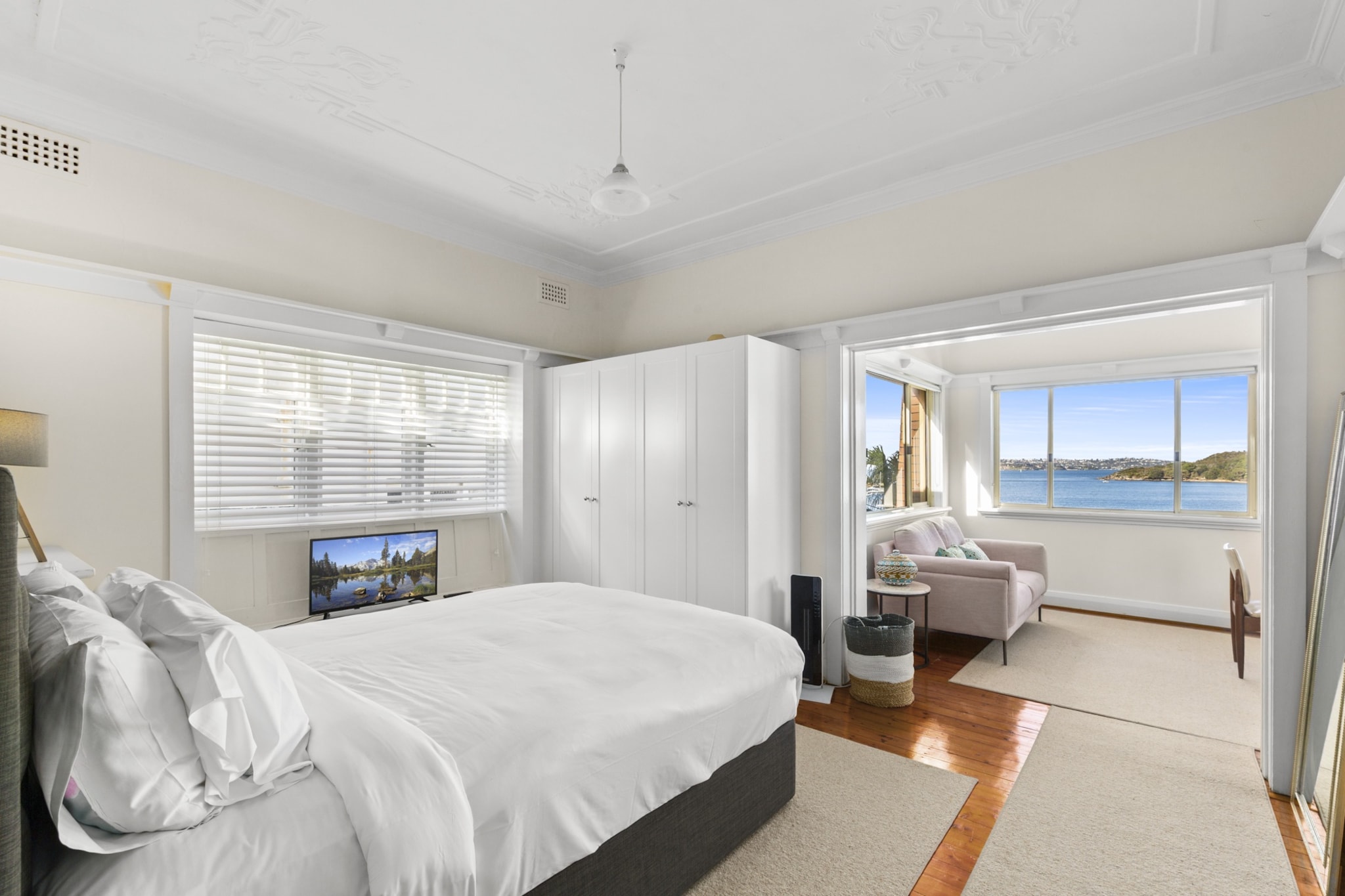 Enjoy a peaceful coastal escape at this bright Fairlight apartment. Perfectly located a short walk from Fairlight Beach, the property features a spacious layout with dining for eight, gas cooking, a balcony, and split A/C. Ideal for couples or small groups, it offers comfort, style, and the convenience of self-check-in.
The space
Step into this inviting two-bedroom apartment nestled in the coastal suburb of Fairlight. The interior exudes brightness and charm, with a flowing open-plan layout that connects the cosy living area to a large dining space for eight. The living room boasts a plush four-seater couch, stylish rug, TV with Free-to-Air access, and tasteful décor, all illuminated by natural light.
Both bedrooms feature a combination of queen and double beds, complemented by blackout blinds to ensure restful sleep. The bathroom is well-maintained with modern fittings, a flushing toilet, and ample storage space. The kitchen, equipped with gas oven and stovetop, microwave, dishwasher, and coffee machine, is ideal for home cooking. Essential cookware and dining sets are provided.
While there is no outdoor furniture, guests can enjoy the natural light and fresh air through the balcony windows. Guests also have access to a shared laundry with washer and dryer located on the lowest level of the building. With its elevated location, the apartment is accessed via stairs and offers scenic glimpses of the nearby coastline. Ideal for those seeking a tranquil retreat close to Manly and local cafés.
Living Room
- Couch seats 4 people
- TV with Free-to-Air (guests to use their own credentials)
Kitchen & Dining Area
- Fully equipped with cutlery and utensils
- Gas stovetop and gas oven
- Dining area seats 8
Bathroom & Laundry
- Shared laundry room available with washer and dryer
- Travel essentials, towels and hairdryer provided
Amenity Notes
- Parking: Unlimited parking on Woods Parade, 50m from property
- Air conditioning: Split system in living room
- Heating: 1 heater per room
- Fans: 1 fan per room
- Wi-Fi is available
- Private Amenities: Balcony
- The fireplace is for decoration purposes only
Local area description
Fairlight is a serene coastal suburb with charming walks, cafés, and easy access to Manly Beach. Enjoy morning dips at Fairlight Beach, just minutes away, or explore the scenic Manly to Spit Bridge walk. Local dining, boutique shopping, and the vibrant Manly Wharf precinct add to the area’s charm, offering a perfect mix of tranquillity and convenience.
House rules
You are staying in a friendly and peaceful neighbourhood and we kindly ask you to respect the community and your surrounding neighbours. The following strict House Rules apply:
- No loud noise between 10 pm and 8 am
- No parties or antisocial behaviour
- No additional people are to access the property without our prior approval
- No pets are allowed in the property without approval
- No smoking is allowed at any times
- If you break something, please let us know
- To help protect all floor coverings, do not wear any shoes inside the property
Please be aware that excessive noise such as amplified music, vocals or screaming or anti-social behaviour in the property or common areas can cause neighbours to complain to us, the Building Manager, Council Rangers or Police.
IMPORTANT:
- Any breach of the House Rules may lead to a $500 fine plus compensation for any cost/damage created and immediate eviction of the property without refund.
- Pets are available on request unless the property states it is pet friendly. Any stays with pets will incur an additional cleaning fee of $200.
Finally, when checking out, we kindly ask you for the following:
- Please leave all beds unmade
- Please clean up your dishes and put them away
- In case you have rearranged furniture, please put it back to the original location
- Please take out the rubbish and remember to use the right bins
- Please ensure all appliances, A/C and lights are off and doors and windows are closed.
- Please check your accommodation thoroughly before departing to avoid any unintentional items left behind.
We are not liable for any items left behind after your stay. In the rare event that a guest reports a missing item, we will make every effort to locate it for you, but we cannot guarantee its retrieval. If the item is found, we will gladly assist in arranging its return to an address within Australia, subject to postage and service fees.
Interaction with guests
Welcome to MadeComfy! Our local team curates stays in exceptional Australian & New Zealand properties, ensuring style, comfort, and prime locations for discerning guests. We prioritise your needs to provide a memorable home-away-from-home experience. Explore our digital guidebooks for local recommendations, and don't hesitate to contact us throughout your stay. We're here to ensure your comfort - enjoy your stay with MadeComfy.
Notes
- Stairs to the building entrance
For your comfort, this property is prepared with professional-grade hotel-style linen, including a three-sheet setup, ensuring a fresh and hygienic sleep experience.
Extra Services:
- Early Check-in: Our standard check-in is at 3 pm. To guarantee early access to the property we suggest booking the night before if available. Otherwise, early check-in is subject to availability from the night before at an additional cost.
- Late check-out: Our standard check-out is at 10 am. To guarantee a later check-out of the property we suggest booking an additional night if available. Otherwise, a late check-out is subject to availability from the night before to an additional cost.
- Baggage: For security reasons, we are unable to receive or to keep unattended baggage before check-in or after check-out
- We provide a small welcome amenity pack to get your stay started.
- This booking is protected with coverage for lost baggage and emergency medical expenses, provided by Travel Support with claim upto 500 AUD (T&C Applies). For more details reach out to Guest Support team post booking.
Access description
Key collection is onsite. Further details will be provided 3 days before check-in if your booking is successfully reserved.
Getting around
Public Transport
Fairlight is serviced by local buses to Manly Wharf and Wynyard. Ferries to the CBD depart from nearby Manly Wharf.
Getting There
Fairlight is approx. 45 mins by car from Sydney Airport. It's 30 mins to Sydney CBD via ferry and bus.