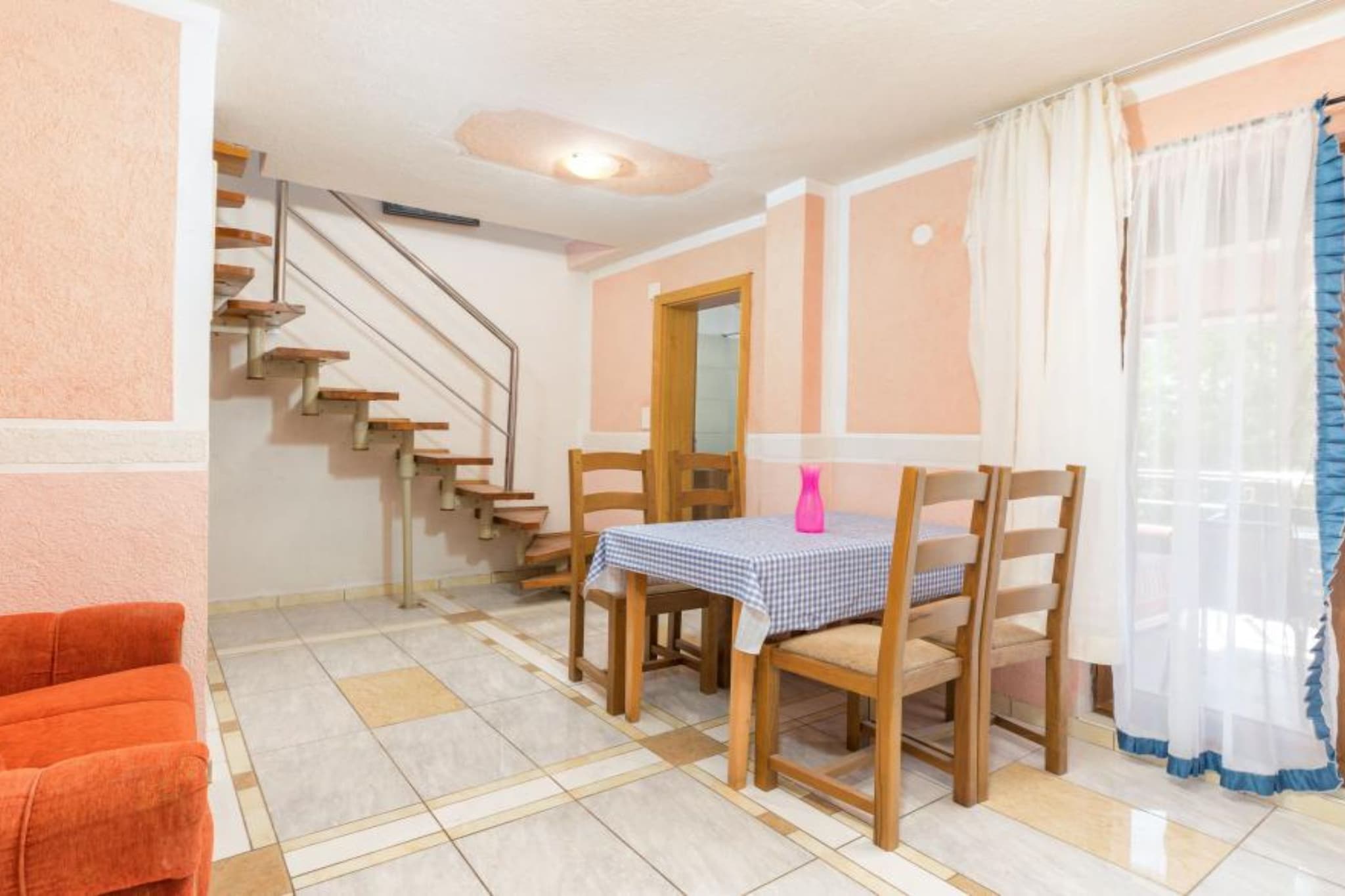 Apartments Manda - One Bedroom Apartment With Terrace (A2)-Living room