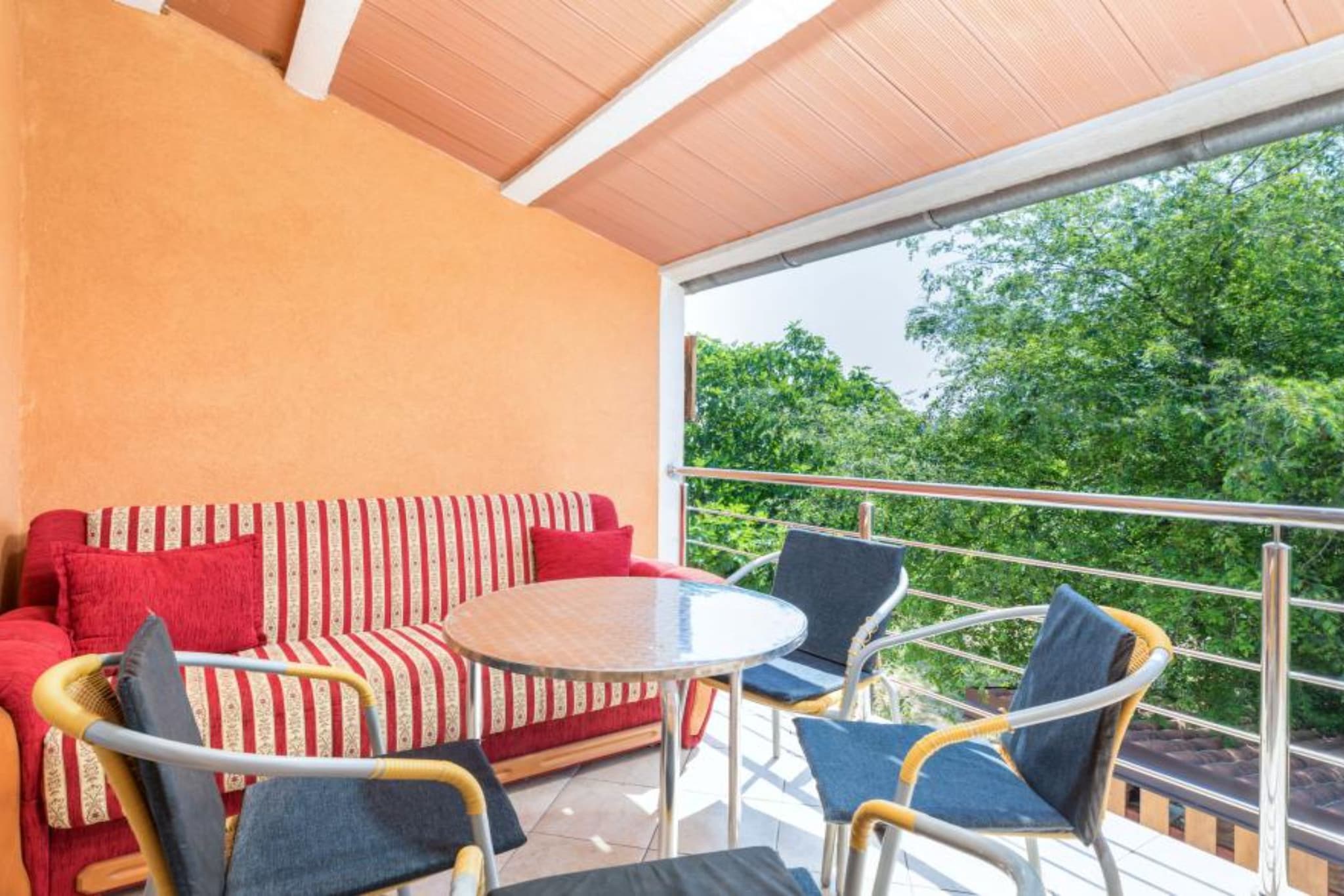 Apartments Manda - One Bedroom Apartment With Terrace (A2)-Terrace balcony