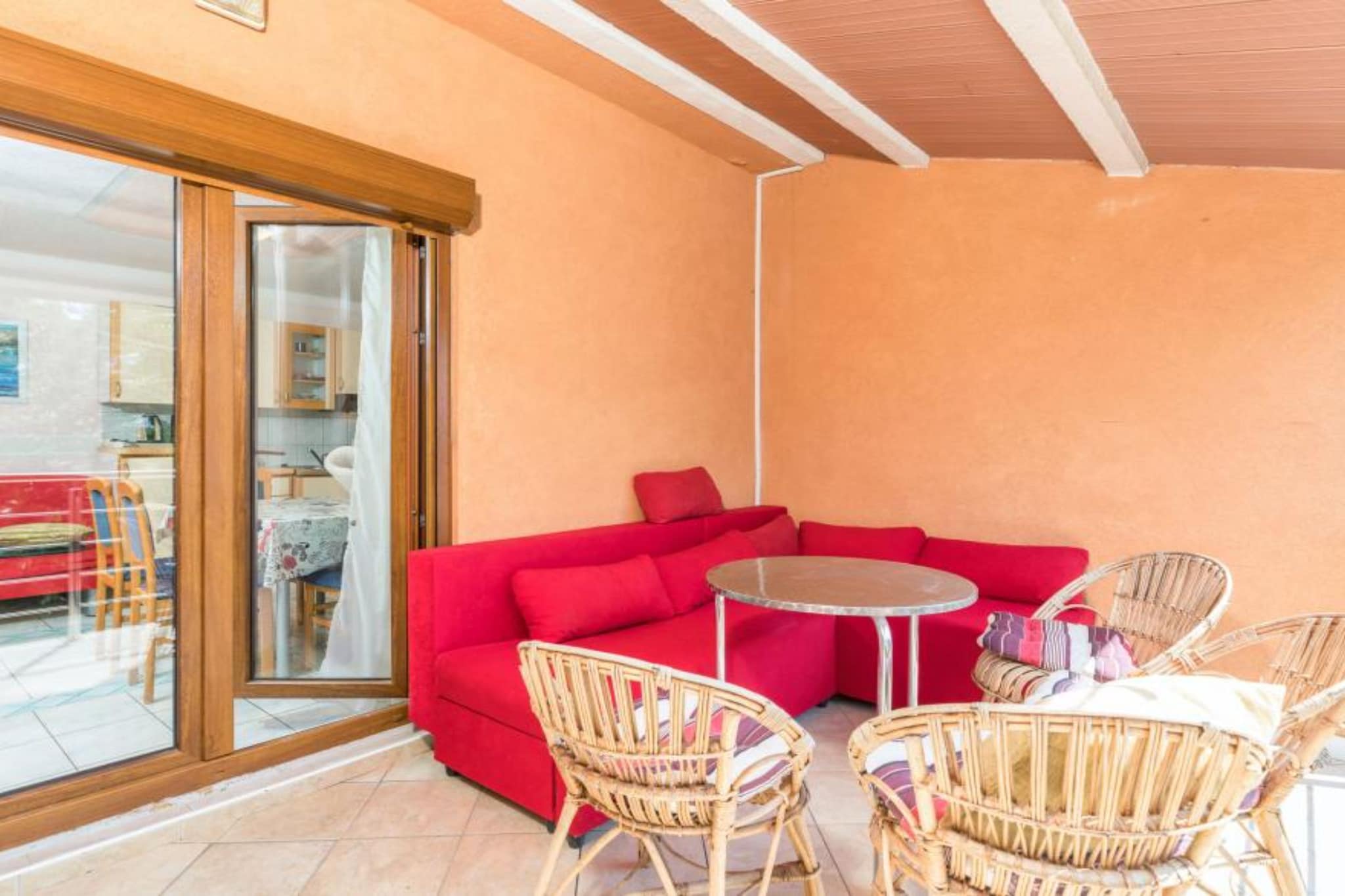 Apartments Manda - One Bedroom Apartment With Terrace (A3)-Terrace balcony
