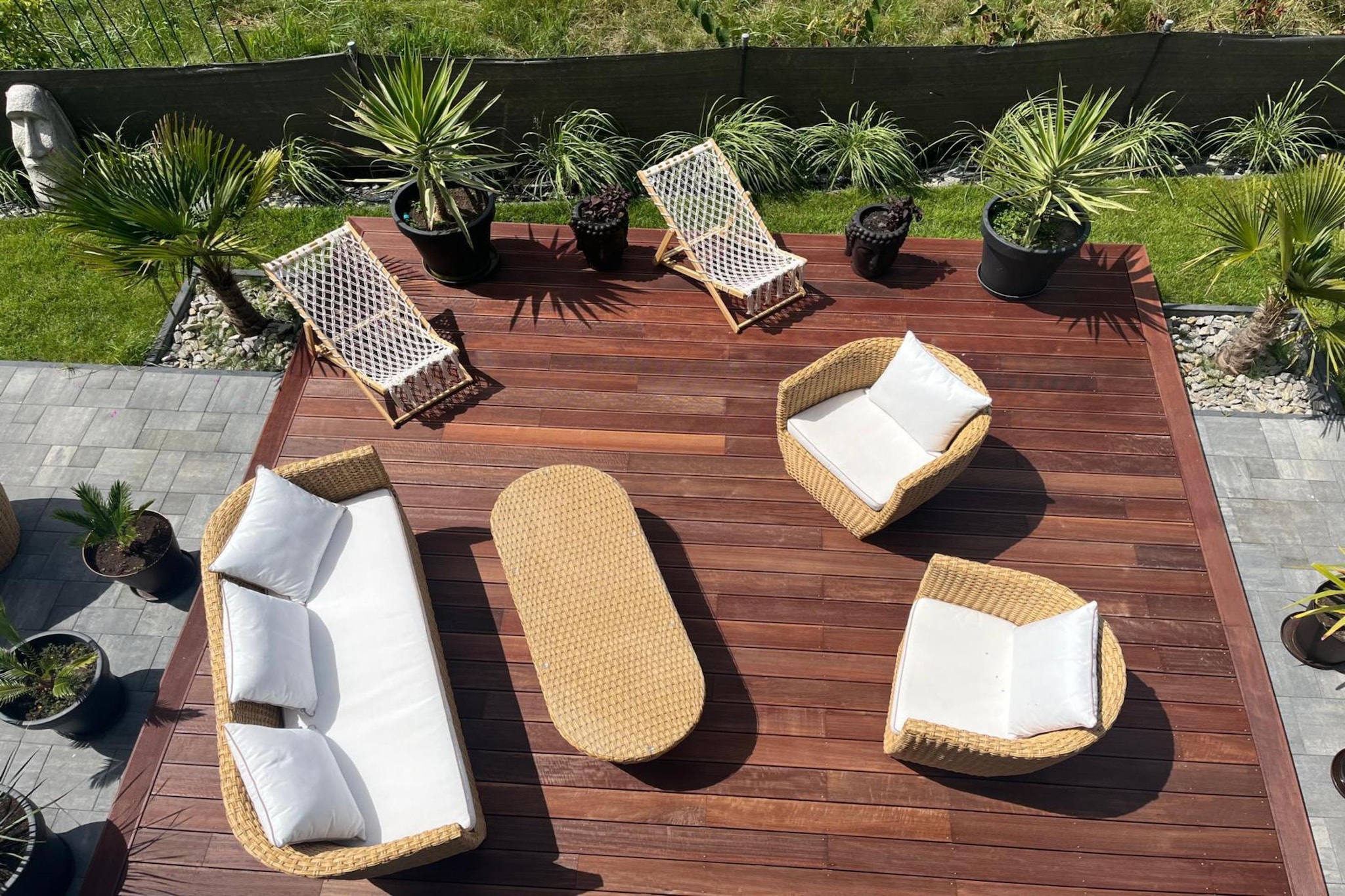 Domki wakacyjne dla 8 osób w Mielenku - Terrasbalkon