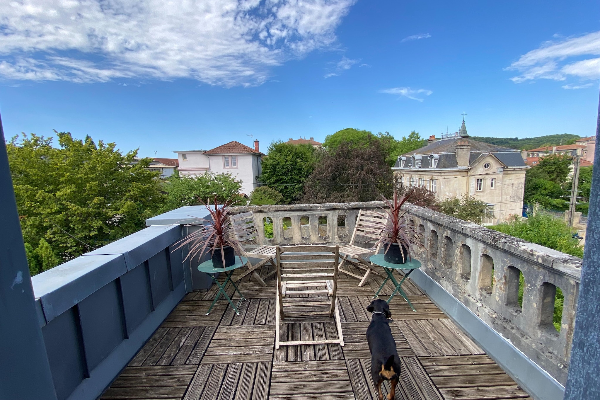 Appartement avec rooftop terrace-Terrace balcony