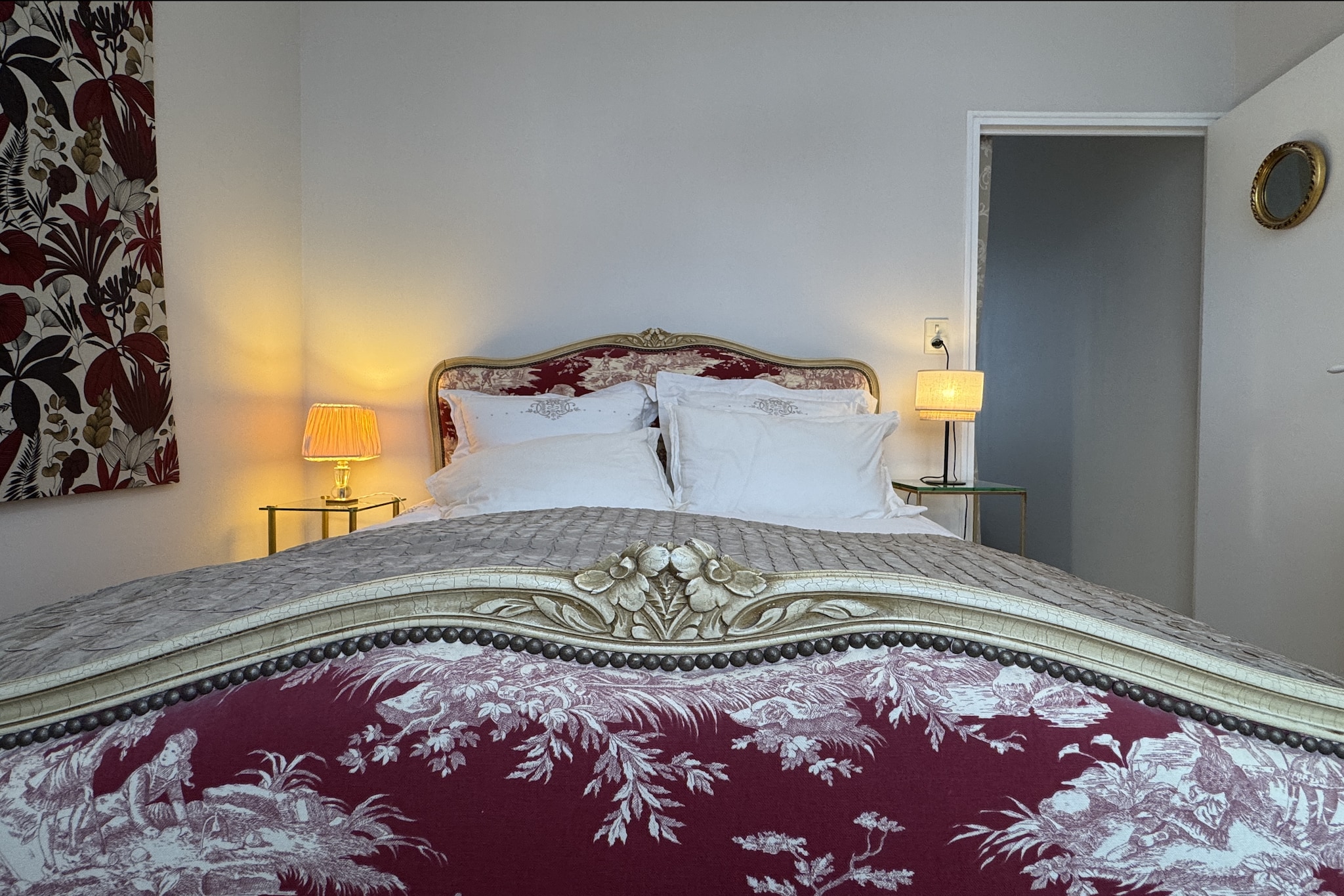 Appartement avec la petite cour-Bedroom
