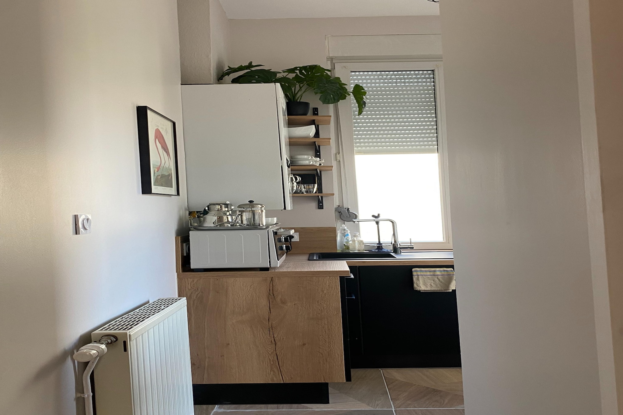 Appartement avec la petite cour-Kitchen