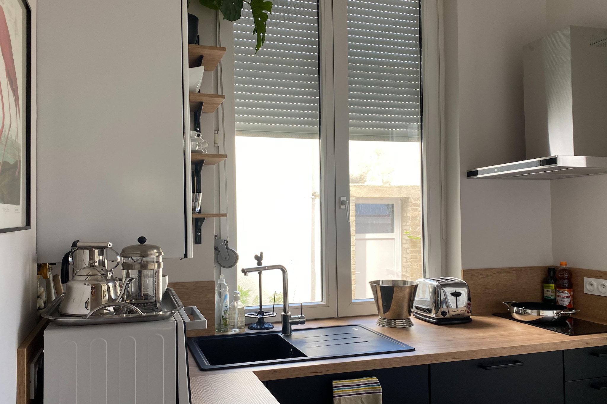 Appartement avec la petite cour-Kitchen