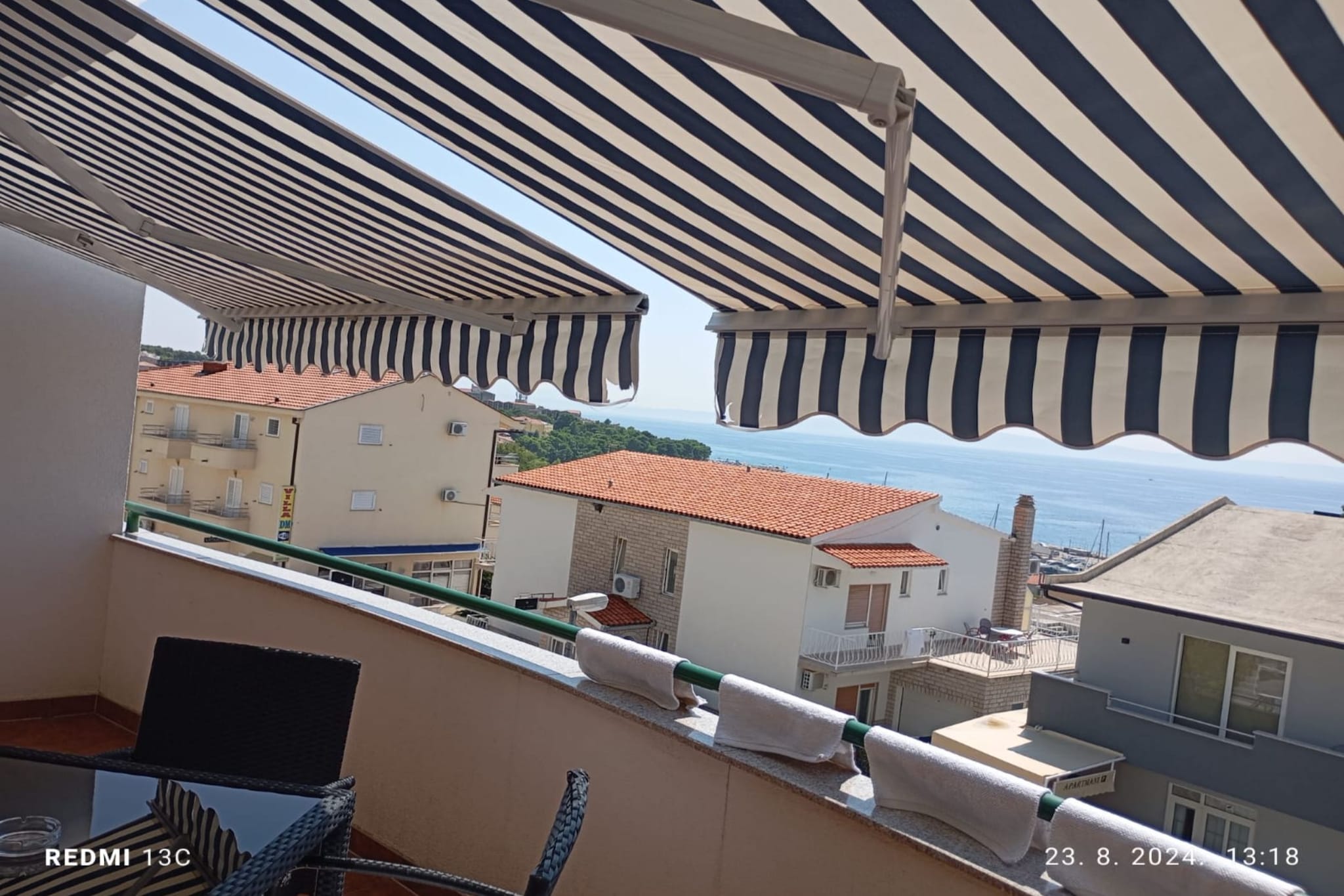 Apartment Tonco Baška Voda With Sea View-Terrace balcony