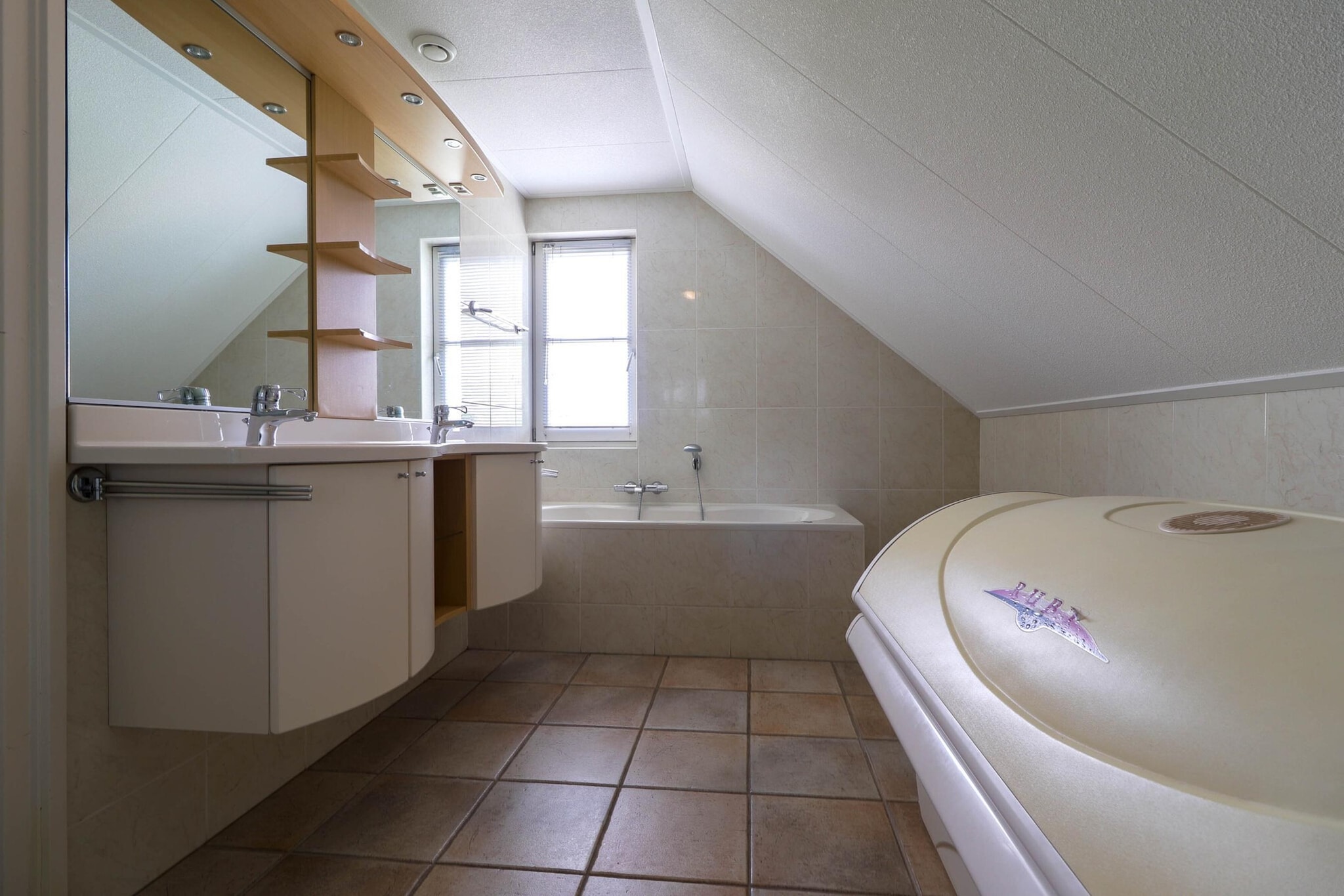 Dune Villa with Wellness Hot Tub, Sauna & Whirlpool – 6 persons - Badkamer