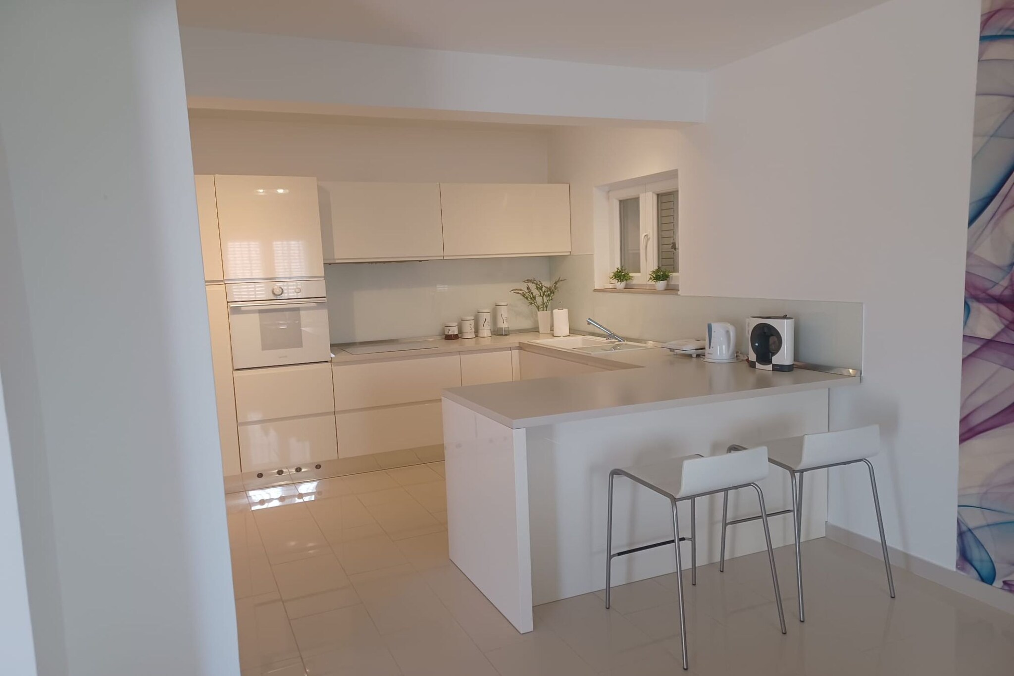 Apartment Eli - Three Bedroom Apartment With Terrace And Sea View-Cuisine