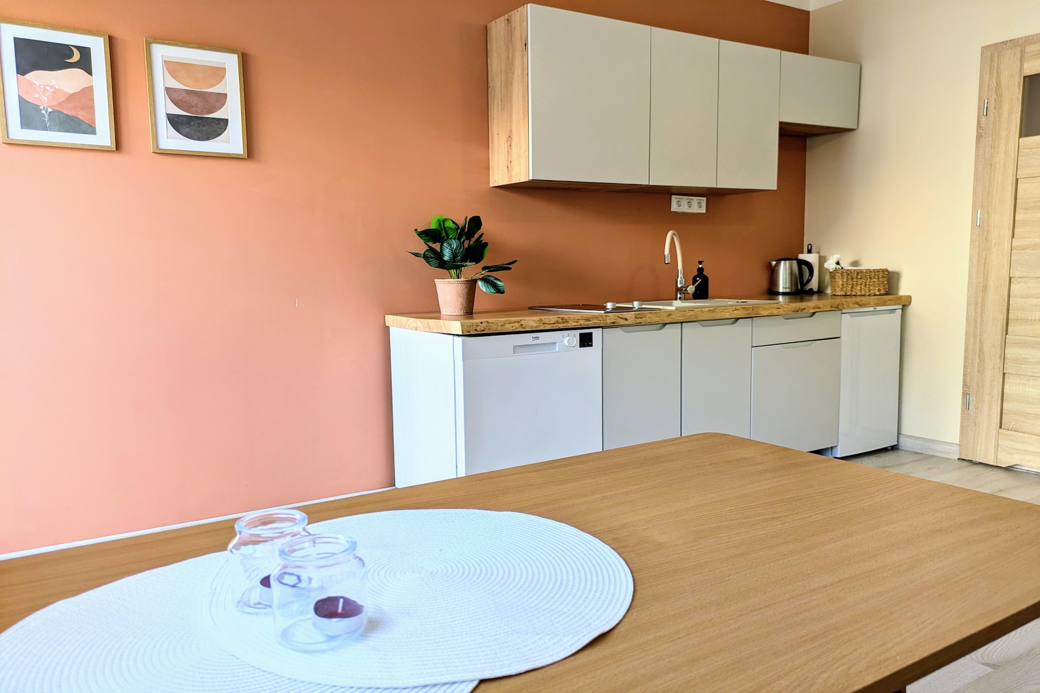 Apartament 4-osobowy na Portowej Kołobrzeg-Kitchen