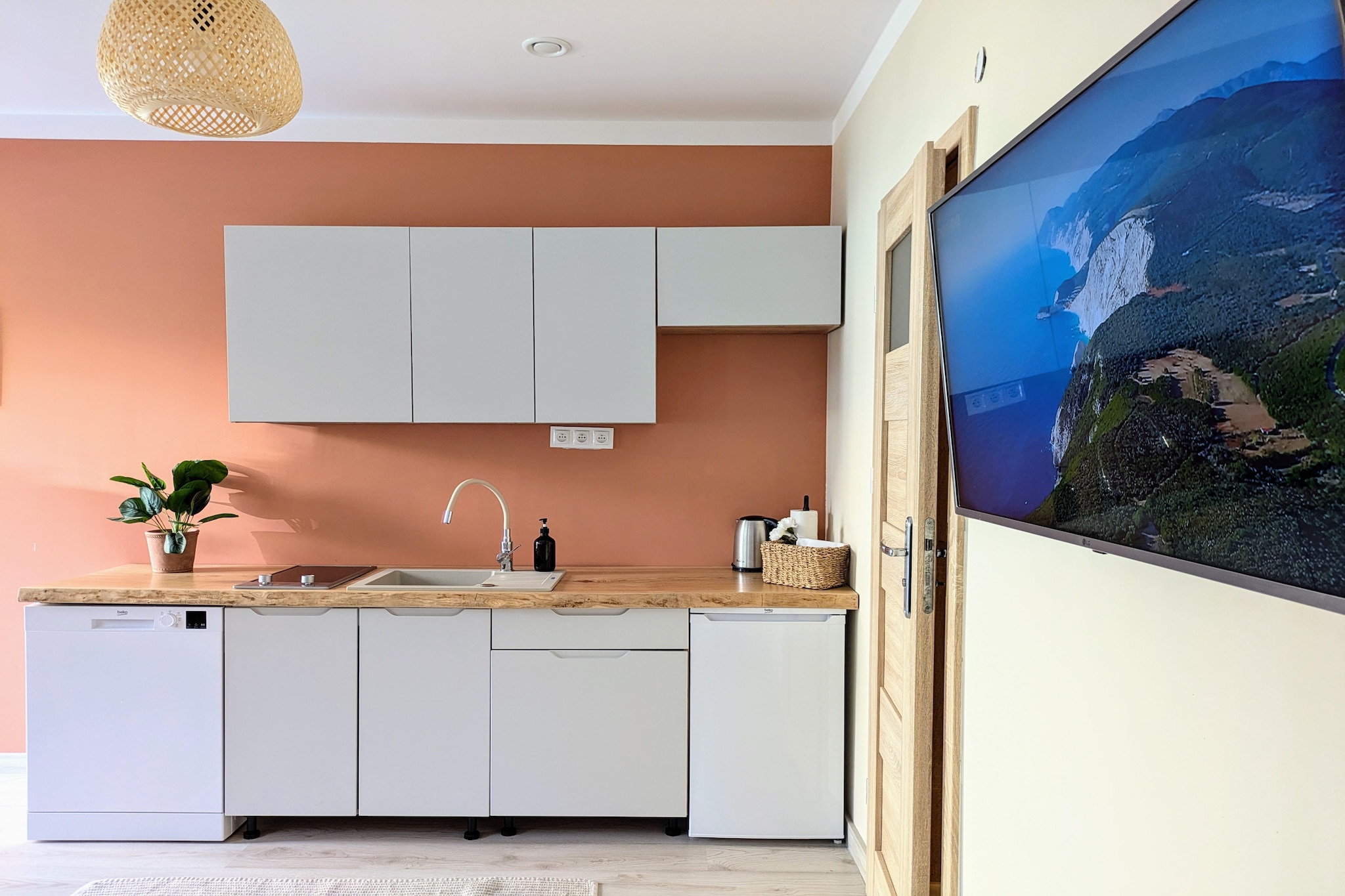 Apartament 4-osobowy na Portowej Kołobrzeg-Kitchen
