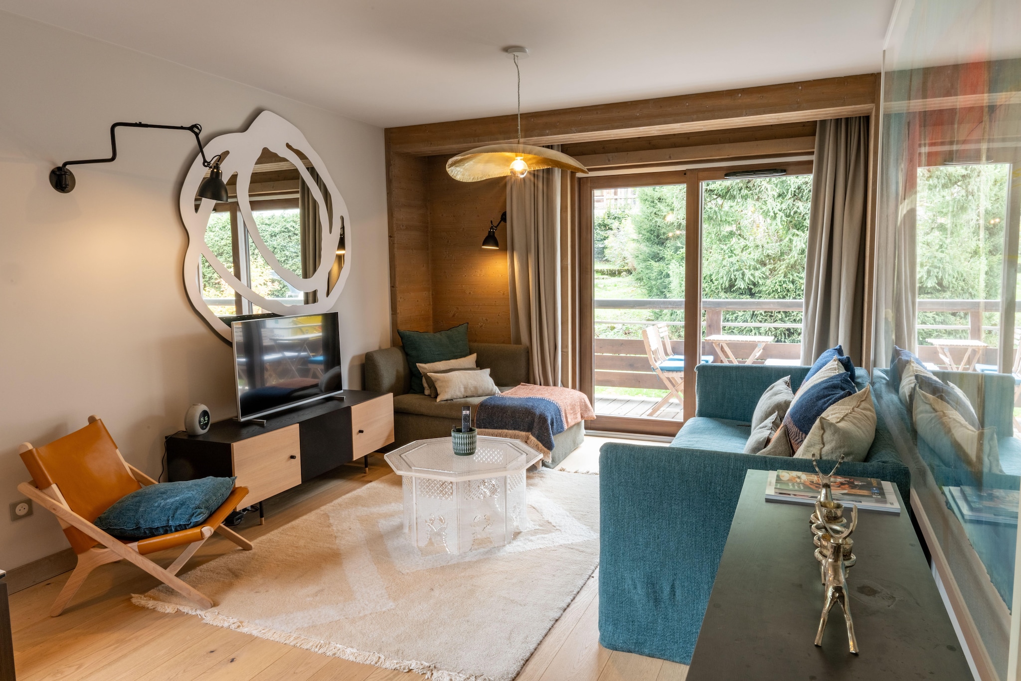 Apt Elegant with balcony 5P/2BR – Megève Center