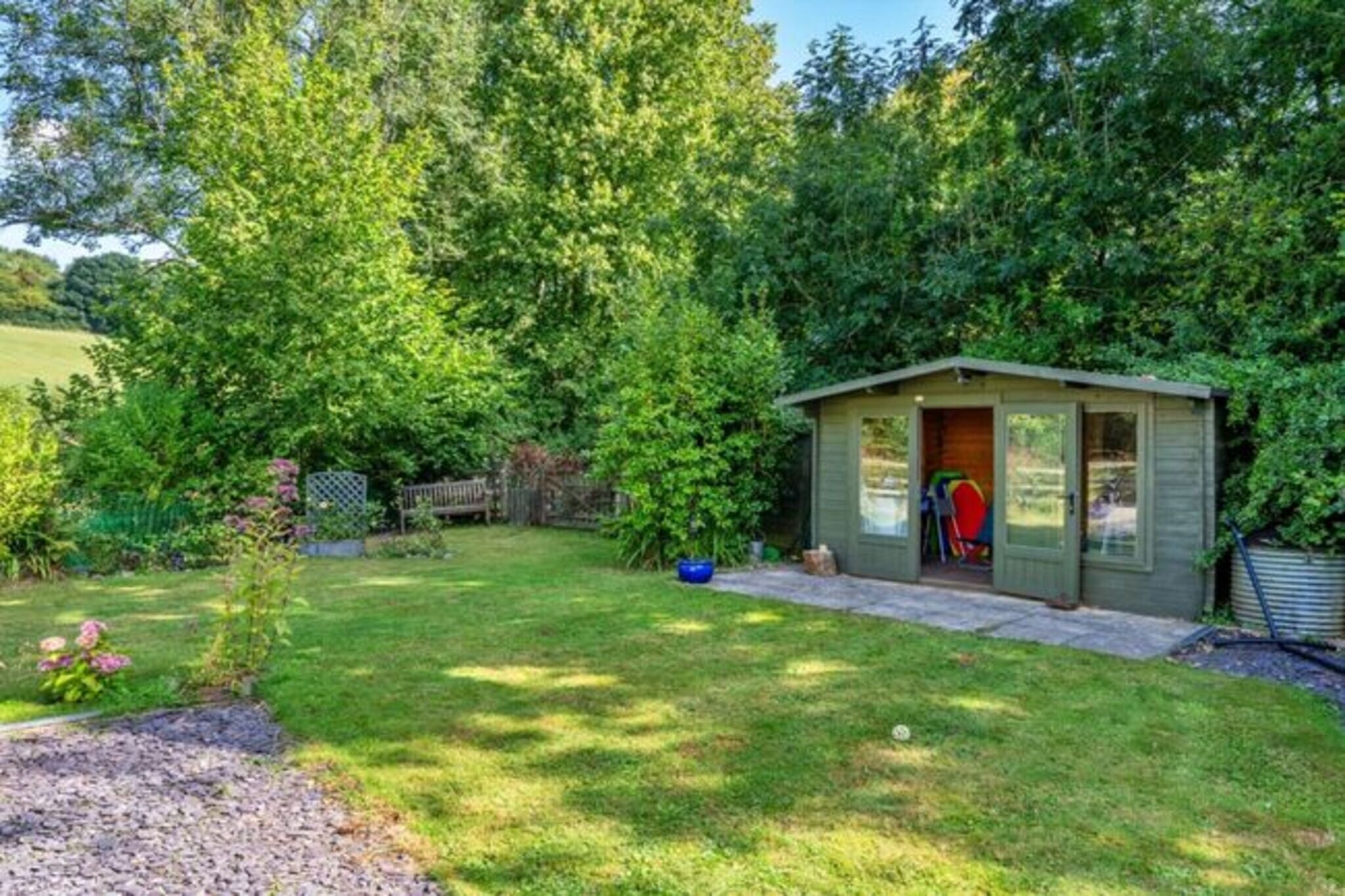 Marsh Cottage - Gardens in summer