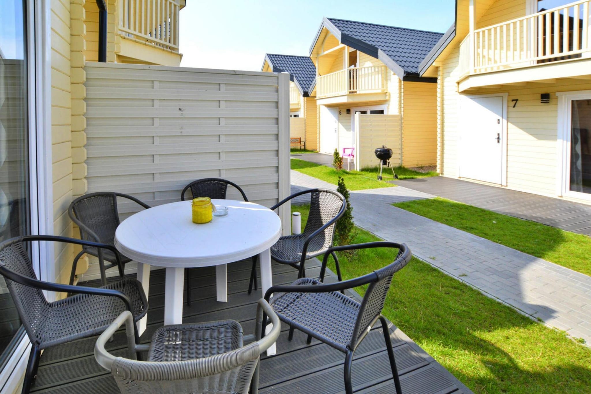 Domek piętrowy 8-osobowy Ustronie Morskie-Terrasse/Balkon