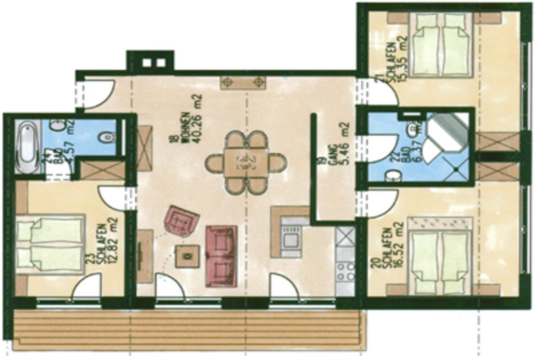 Vicky Apartment Top 5-Plattegrond