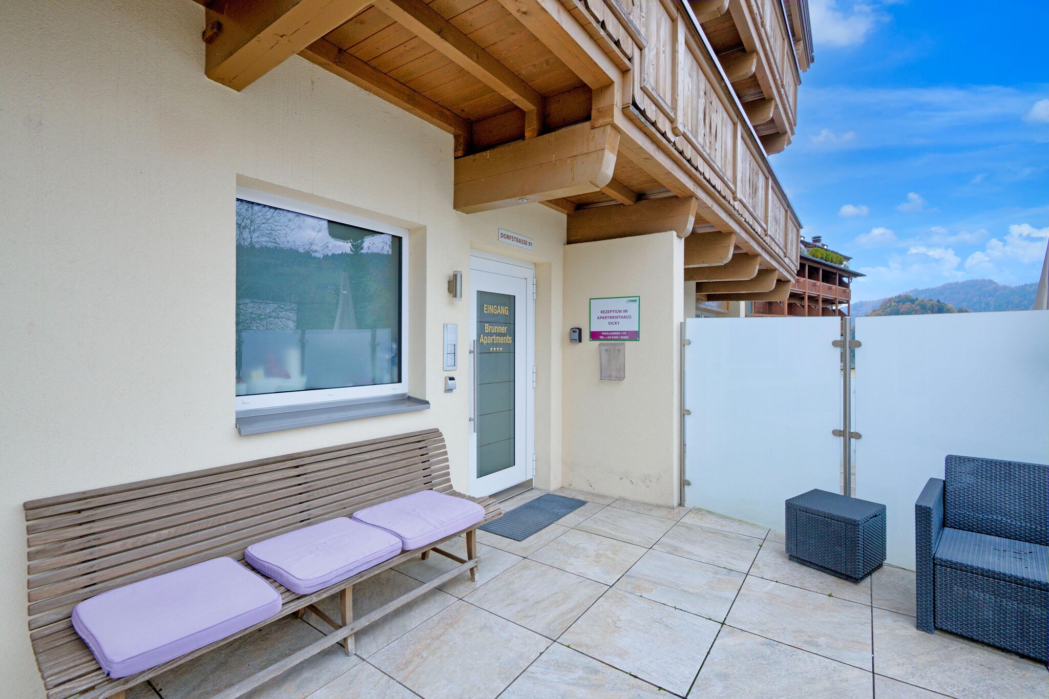 Brunner Apartment Top 3-Terrasse / balcon