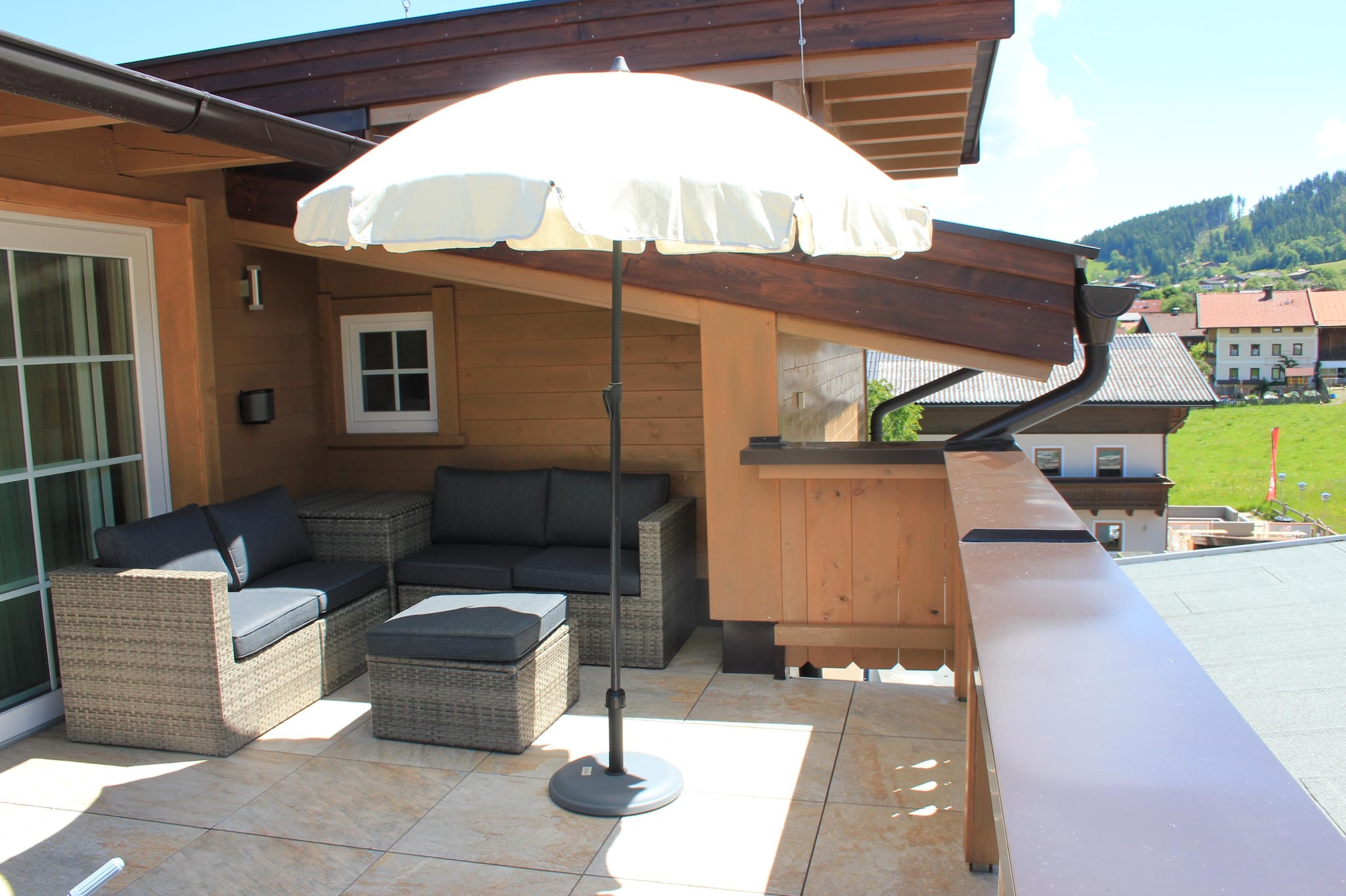 Brunner Apartment Top 6-Terrasse